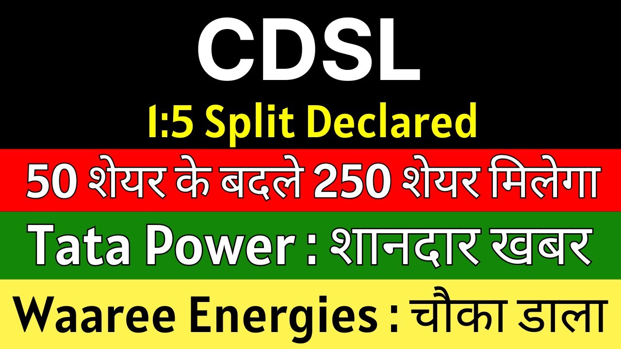 CDSL, Waaree Energies, Tata Power, and Inox India Share price news