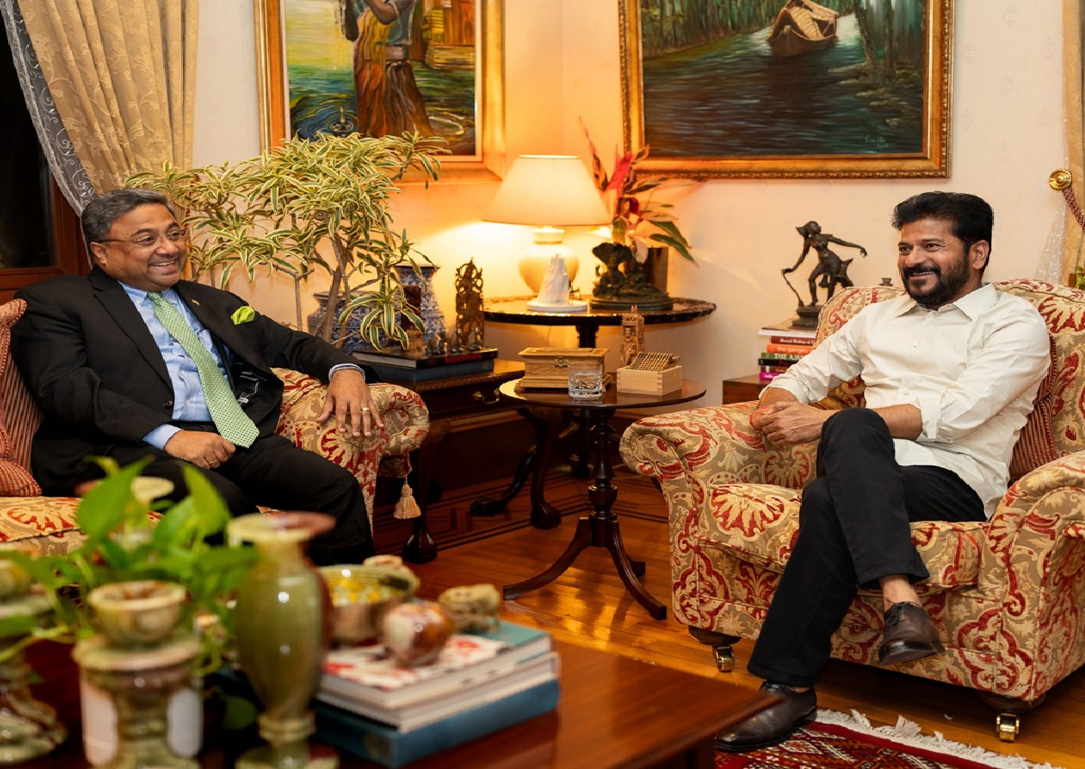 CM Revanth Reddy Reception and Dinner with Indian Ambassador Shibu George Japan