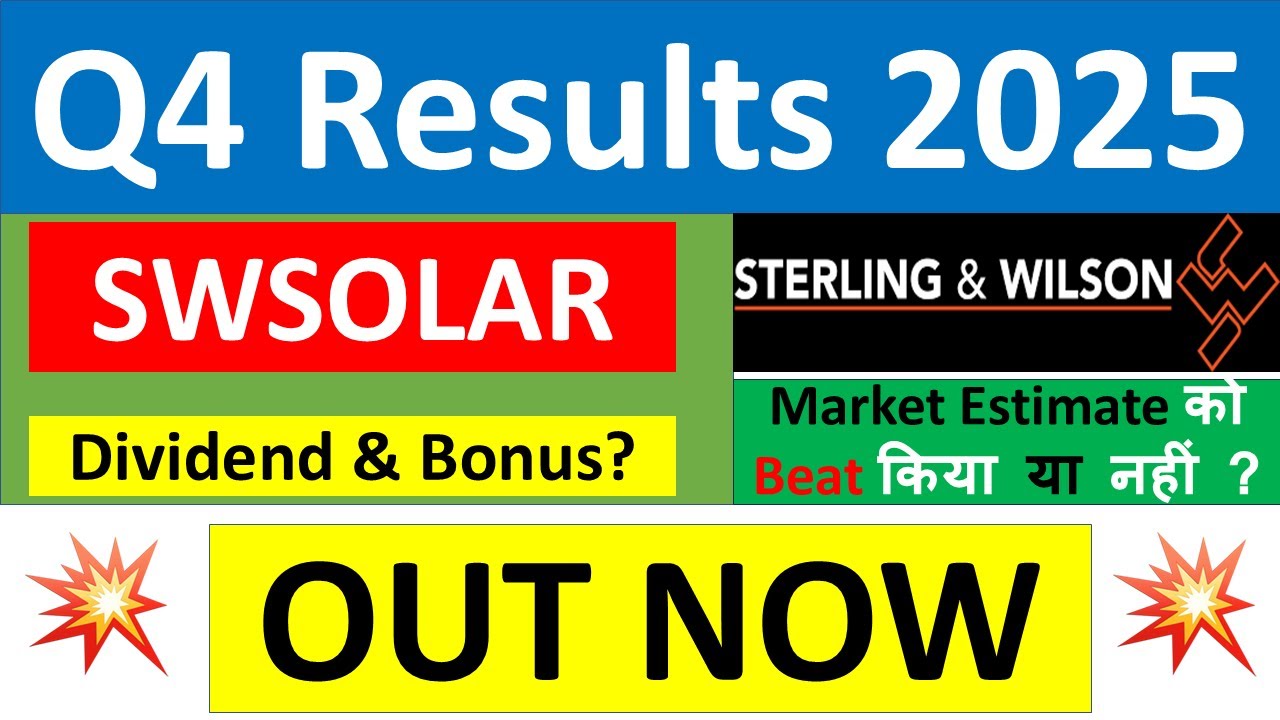 Sterling and Wilson SW Solar Q4 Results, Revenue and Profit Surge