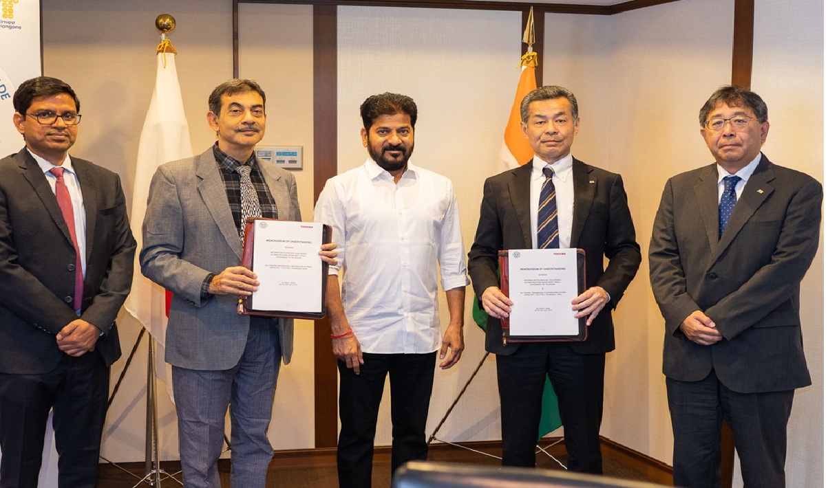 Toshiba and Telangana’s MoU to Transform the Power Industry: CM Revanth Reddy