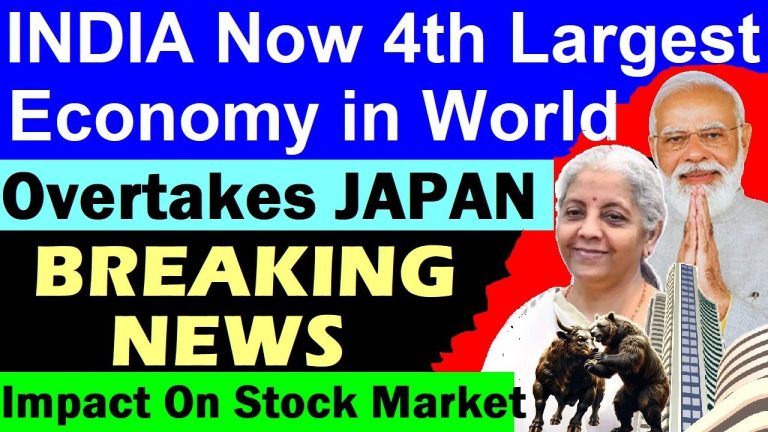 India Surges to 4th Largest Economy: Overtaking Japan and Its Impact on the Global Stage India has achieved a monumental milestone, officially claiming the position of the world’s fourth-largest economy by surpassing Japan in nominal GDP, according to recent IMF and NITI Aayog announcements. This historic leap from fifth to fourth place underscores India’s rapid economic growth and signals its rising prominence on the global stage. However, while this achievement fuels optimism, it also prompts a deeper analysis of India’s economic trajectory, its implications for the stock market, and the challenges ahead. In this comprehensive article, we explore the factors driving India’s economic ascent, compare nominal and per capita GDP, analyze the impact on financial markets, and outline the road ahead for sustained growth. Understanding India’s Economic Milestone India’s rise to the fourth-largest economy is a testament to its dynamic growth and structural reforms. The International Monetary Fund (IMF) recently updated its global GDP rankings, confirming India’s nominal GDP at approximately $4.187 trillion, narrowly surpassing Japan’s $4.186 trillion. This shift has positioned India behind only the United States, China, and Germany, marking a significant moment in the nation’s economic journey. What is Nominal GDP? Nominal GDP measures the total economic output of a country in current market prices, without adjusting for inflation or purchasing power parity (PPP). It reflects the overall size of an economy, making it a critical indicator for comparing economic strength across nations. India’s climb to the fourth spot highlights its growing production of goods and services, driven by a young workforce, increasing consumer demand, and robust policy initiatives. Key Drivers of India’s Economic Surge Several factors have propelled India past Japan in the global economic rankings: Demographic Advantage: India’s youthful population, with a median age of around 28 years, fuels economic activity through high aspirations and consumption. Unlike Japan, where over 30% of the population is aged 65 or older, India’s young demographic drives demand for goods, services, and infrastructure, boosting GDP growth. Policy Reforms and Investments: Initiatives like Make in India, Digital India, and infrastructure development have attracted foreign direct investment (FDI) and spurred domestic growth. The China Plus One strategy, adopted by global companies diversifying manufacturing away from China, has further positioned India as a preferred investment destination. Currency Dynamics: While the Indian rupee’s depreciation against the U.S. dollar has posed challenges, it has also made Indian exports more competitive. In contrast, Japan’s yen has faced significant depreciation, impacting its nominal GDP in dollar terms. Economic Resilience: India’s GDP growth has averaged around 6% annually, outpacing Japan’s stagnant growth rates, which have hovered between 0.9% and 2.9% in recent years. Japan’s economy has faced structural challenges, including a declining birth rate and limited demand growth, which have hindered its performance. Comparing India and Japan: A Tale of Contrasts To understand India’s overtake, it’s essential to compare the economic landscapes of both nations. Japan’s Economic Challenges Japan, once a global economic powerhouse, faces structural hurdles that have contributed to its slide to fifth place: Aging Population: With 30% of its population aged 65 or above, Japan’s workforce participation is declining, leading to lower consumer demand and economic stagnation. Low Birth Rates: Japan’s birth rate is among the lowest globally, exacerbating its demographic crisis. As Elon Musk has noted, Japan’s population could face significant decline in the coming decades. Yen Depreciation: The weakening yen has reduced Japan’s nominal GDP when converted to U.S. dollars, further impacting its global ranking. India’s Growth Engine In contrast, India’s economic vitality stems from its demographic and structural strengths: Young and Aspirational Workforce: India’s young population drives consumption, from smartphones to real estate, creating a virtuous cycle of demand and production. Robust Growth Rates: India’s GDP growth, averaging 6-8% annually, reflects its status as a developing nation with significant growth potential. Even during global slowdowns, India has maintained resilience. Policy Momentum: Government initiatives, such as GST implementation and infrastructure investments, have streamlined business operations and attracted global investors. Nominal GDP vs. Per Capita GDP: The Real Picture While India’s nominal GDP milestone is impressive, per capita GDP offers a more nuanced view of economic well-being. Per capita GDP divides a country’s total GDP by its population, reflecting the average income per person and providing insights into living standards. India’s Per Capita GDP India’s per capita GDP stands at approximately $2,878, ranking it 136th globally, according to IMF data. This figure highlights a stark contrast with Japan’s per capita GDP of around $34,000, which is roughly 11 times higher. The disparity underscores a critical challenge: while India’s overall economy is large, its wealth is unevenly distributed, with a significant portion concentrated among a small elite. For example, imagine a country with a $100 billion GDP and 10 people. At first glance, it might seem each person earns $10 billion. However, if one individual earns $99 billion and the remaining nine share $1 billion, the reality is far less equitable. India’s per capita GDP reflects this gap, indicating that while the economy is growing, the average citizen’s income remains modest. Global Per Capita GDP Rankings In per capita terms, countries like Luxembourg, Ireland, and Switzerland lead the rankings, with the United States at seventh place ($89,000 per capita). Japan, despite its economic slowdown, maintains a strong position due to its smaller population and higher productivity. India’s low per capita GDP highlights the need for inclusive growth to improve quality of life for its 1.4 billion citizens. Impact on the Indian Stock Market India’s rise to the fourth-largest economy has significant implications for its financial markets, particularly the stock market. The milestone enhances India’s appeal to global investors, potentially driving capital inflows and market growth. Why the Stock Market Benefits Increased Investor Confidence: India’s economic ascent signals stability and growth potential, attracting foreign institutional investors (FIIs). The China Plus One policy further amplifies India’s attractiveness as a manufacturing and investment hub. Reduced Fiscal Deficit: The Reserve Bank of India’s (RBI) recent dividend payout to the government is expected to lower borrowing costs, reducing the fiscal deficit and interest expenses. This creates a favorable environment for equity markets. Sectoral Growth: Sectors like infrastructure, technology, and consumer goods are poised to benefit from rising demand. Companies in these sectors may see increased valuations as investor optimism grows. Challenges for the Stock Market Despite the positive outlook, challenges remain: Rupee Depreciation: The Indian rupee’s weakening against the U.S. dollar can increase import costs and impact corporate earnings, particularly for companies reliant on foreign inputs. Inflationary Pressures: Rising demand could lead to inflation, prompting the RBI to tighten monetary policy, which may temporarily dampen market sentiment. Global Uncertainties: Geopolitical tensions and global economic slowdowns could affect investor confidence, even in a growing market like India. The Road Ahead: Can India Surpass Germany? India’s next target is Germany, currently the third-largest economy with a nominal GDP of approximately $4.5 trillion. While overtaking Germany is feasible within the next 3-5 years, several factors will determine the timeline: Sustained Growth: India needs consistent double-digit GDP growth to close the gap with Germany. Achieving this requires continued reforms, infrastructure development, and investment in education and skills. Currency Stability: A stronger rupee would enhance India’s nominal GDP in dollar terms, accelerating its ascent. However, persistent depreciation could delay progress. Inclusive Development: Improving per capita GDP is crucial for sustainable growth. Investments in healthcare, education, and job creation will ensure broader wealth distribution. Challenges to Sustained Economic Growth While India’s achievement is remarkable, several challenges could hinder its long-term trajectory: Income Inequality: The stark gap between nominal and per capita GDP highlights the need for policies that promote inclusive growth. Addressing wealth concentration is critical to improving living standards. Infrastructure Gaps: Despite progress, India’s infrastructure requires significant investment to support its growing population and economic ambitions. Global Competition: As India vies for foreign investment, it faces competition from other emerging markets like Vietnam and Indonesia, which are also adopting the China Plus One strategy. Opportunities for India’s Economic Future India’s rise presents numerous opportunities to solidify its position as a global economic leader: Digital Transformation: India’s thriving tech sector, with initiatives like Digital India, positions it as a leader in innovation and digital services. Manufacturing Growth: The Make in India campaign has attracted global manufacturers, boosting employment and economic output. Green Energy Transition: Investments in renewable energy align with global sustainability goals, enhancing India’s appeal to environmentally conscious investors. Global Implications of India’s Economic Rise India’s ascent to the fourth-largest economy has ripple effects beyond its borders: Geopolitical Influence: A stronger economy enhances India’s voice in global forums like the G20 and BRICS, allowing it to shape international policies. Investment Hub: India’s growth trajectory makes it a magnet for FDI, particularly in technology, manufacturing, and infrastructure. Regional Dynamics: As India outpaces Japan, it strengthens its position in Asia, potentially balancing China’s economic dominance. Conclusion: A Milestone with a Long Road Ahead India’s rise to the fourth-largest economy is a historic achievement, reflecting its demographic strength, policy reforms, and economic resilience. Surpassing Japan in nominal GDP marks a significant step in India’s journey toward becoming a global economic powerhouse. However, the low per capita GDP underscores the need for inclusive growth to ensure that prosperity reaches all citizens. The stock market stands to benefit from increased investor confidence and policy support, but challenges like rupee depreciation and global uncertainties require careful navigation. As India sets its sights on overtaking Germany, sustained reforms, infrastructure development, and equitable growth will be critical. This milestone is not just a number—it’s a call to action for India to harness its potential and build a future where economic growth translates into a better quality of life for all. By embracing its strengths and addressing its challenges, India can continue its upward trajectory, not only as an economic giant but as a beacon of inclusive and sustainable development. Share this article to spread the word about India’s remarkable achievement and its promising future!