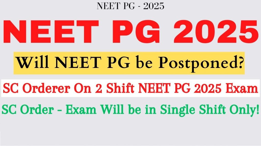 NEET PG 2025: Supreme Court Mandates Single Shift Exam to Ensure Fairness and Transparency The National Eligibility cum Entrance Test for Postgraduate (NEET PG) 2025 has been a focal point of discussion among medical aspirants, particularly due to a significant Supreme Court ruling on May 30, 2025. This landmark decision addresses the contentious issue of conducting the exam in a single shift, overturning the National Board of Examinations’ (NBE) plan to hold it in two shifts. This article delves into the Supreme Court’s order, its implications for candidates, the reasons behind the decision, and what aspirants can expect moving forward. With a focus on fairness, transparency, and logistical feasibility, this ruling reshapes the NEET PG 2025 landscape, ensuring a level playing field for all candidates. Understanding the NEET PG 2025 Exam NEET PG is a critical examination for medical graduates in India, serving as the gateway to postgraduate medical courses such as MD, MS, and other specialized programs. Conducted annually by the NBE, the exam evaluates candidates’ knowledge and aptitude, determining their eligibility for admission to prestigious medical institutions across the country. In 2025, the exam is scheduled for June 15, with approximately 242,678 candidates registered to appear, making it one of the largest competitive exams in India. The decision to conduct NEET PG 2025 in two shifts sparked widespread concern among aspirants, primarily due to potential disparities in question paper difficulty and the risk of malpractices. The Supreme Court’s intervention, prompted by petitions from candidates, addresses these concerns head-on, emphasizing the need for a fair and transparent examination process. Why the Supreme Court Stepped In The Supreme Court’s involvement in NEET PG 2025 stems from a petition challenging the NBE’s decision to hold the exam in two shifts. The petitioners argued that a dual-shift format introduces arbitrariness, as question papers across shifts may vary in difficulty, impacting candidates’ performance and rankings. Additionally, they raised concerns about the disclosure of answer sheets and question papers, though the court primarily focused on the shift-related issue in its May 30 ruling. The court issued notices on May 5, 2025, requiring the NBE to justify its decision to conduct the exam in two shifts. The NBE cited two main reasons: the large number of candidates and the difficulty in securing enough centers for a single-shift exam, and the potential for malpractices in a single-shift format. However, the Supreme Court found these arguments unconvincing, leading to a directive that reshapes the exam’s structure. Addressing the Two-Shift Controversy The NBE’s primary justification for a two-shift exam was the logistical challenge of accommodating 242,678 candidates in a single session. They argued that finding secure examination centers across the country for such a large cohort was impractical. Additionally, they suggested that a single-shift exam could increase the risk of malpractices, as unscrupulous elements might exploit the process. The Supreme Court, however, rejected these claims, emphasizing India’s technological advancements and the availability of resources to conduct a single-shift exam. The court noted that the exam is held nationwide, not in a single city, and with over two weeks remaining before the scheduled date of June 15, 2025, the NBE has sufficient time to identify additional secure centers. The ruling underscores the court’s confidence in the NBE’s ability to overcome logistical hurdles and prioritize fairness. The Arbitrariness of Two Shifts A critical point in the Supreme Court’s ruling is the inherent arbitrariness of a two-shift exam. The court highlighted that no two question papers, even if designed with care, can have identical levels of difficulty. Variations in question complexity could unfairly advantage or disadvantage candidates in one shift over the other, affecting their rankings in a highly competitive exam where a single mark can shift ranks by thousands. To mitigate this, the court dismissed the routine use of normalization—a statistical method to adjust scores across shifts—as an inadequate solution. Normalization, while useful in exceptional cases, cannot consistently ensure fairness when applied year after year. By mandating a single-shift exam, the court eliminates the need for normalization, ensuring all candidates face the same set of questions under identical conditions. The Supreme Court’s Directive: A Single Shift Exam In its May 30, 2025, order, the Supreme Court directed the NBE to make arrangements for conducting NEET PG 2025 in a single shift. The court emphasized the importance of transparency and security, instructing the NBE to identify secure examination centers to accommodate all candidates. This directive aligns with the court’s broader goal of ensuring a fair and equitable examination process, free from the uncertainties introduced by multiple shifts. The court also addressed the NBE’s concerns about potential delays in identifying additional centers. The respondents argued that securing more centers might require extra time, potentially delaying the exam and subsequent processes like counseling and admissions. However, the court dismissed this argument, noting that with over two weeks until the exam, the NBE has ample time to act. The court left the door open for the NBE to request an extension if necessary, but urged them to “burn a little midnight oil” and prioritize finding solutions. Implications for NEET PG 2025 Aspirants The Supreme Court’s ruling has far-reaching implications for the 242,678 candidates preparing for NEET PG 2025. By mandating a single-shift exam, the court addresses one of the most pressing concerns raised by aspirants: fairness. A single-shift format ensures that all candidates face the same question paper, eliminating the risk of varying difficulty levels. This creates a level playing field, where performance depends solely on preparation and ability, not external factors like shift allocation. Boosting Candidate Confidence The decision has been met with widespread approval among aspirants, as evidenced by posts on X celebrating the ruling. Candidates and medical professionals alike have praised the court’s intervention, with many expressing gratitude to advocates and organizations that supported the petition. The single-shift format restores confidence in the examination process, ensuring that rankings reflect true merit rather than arbitrary factors. Transparency and Security Measures The court’s emphasis on transparency and secure examination centers addresses another critical concern: the integrity of the exam process. By requiring the NBE to identify secure centers, the court aims to minimize the risk of malpractices, such as question paper leaks or cheating. This focus on security reassures candidates that their efforts will be rewarded in a fair and controlled environment. Potential for Exam Postponement While the court is optimistic about the NBE’s ability to arrange a single-shift exam by June 15, 2025, it acknowledged the possibility of logistical challenges. The NBE was granted the liberty to apply for an extension if they cannot secure enough centers in time. However, the court urged the NBE to act proactively, criticizing their lack of preparation in previous years. Aspirants should stay informed about any updates regarding potential postponements, though the court’s tone suggests a strong preference for adhering to the original schedule. The Broader Context: Fairness in Competitive Exams The Supreme Court’s ruling on NEET PG 2025 reflects a broader commitment to fairness in competitive examinations. In a country where medical education is highly competitive, ensuring an equitable process is paramount. The decision aligns with previous judicial interventions in educational matters, where courts have prioritized transparency and meritocracy. The Role of Normalization in Exams Normalization has been a contentious issue in multi-shift exams, not just for NEET PG but also for other competitive tests like JEE and CAT. While normalization aims to adjust scores to account for differences in difficulty, it often raises questions about fairness. Candidates frequently perceive it as an imperfect solution, as it relies on statistical assumptions that may not fully capture the nuances of question paper variations. By mandating a single-shift exam, the Supreme Court sidesteps this issue, setting a precedent for other examinations to follow suit. Technological Advancements and Exam Logistics The court’s reference to India’s technological advancements highlights the potential for leveraging technology to streamline exam logistics. From digital registration systems to secure online testing platforms, modern tools can facilitate large-scale examinations in a single session. The NBE’s reliance on the two-shift model may reflect outdated logistical practices, and the court’s ruling pushes them to adopt more innovative solutions. What Candidates Can Expect Next With the Supreme Court’s directive in place, candidates preparing for NEET PG 2025 should focus on their studies while staying updated on official announcements from the NBE. Here’s what aspirants can expect in the coming weeks: 1. Official Updates from NBE The NBE is likely to issue a statement clarifying the steps they are taking to comply with the court’s order. This may include details about new examination centers, updated guidelines for candidates, and any changes to the exam schedule. Aspirants should regularly check the NBE’s official website and social media channels for updates. 2. Potential Extension Requests If the NBE encounters significant challenges in securing enough centers, they may file an affidavit requesting an extension. The Supreme Court has indicated it will consider such requests, but candidates should prepare for the possibility of a slight delay. Any postponement would likely be minimal, as the court emphasized the importance of adhering to the academic timeline. 3. Enhanced Security Measures To comply with the court’s directive on transparency and security, the NBE may introduce additional measures, such as stricter invigilation protocols or advanced monitoring systems. Candidates should familiarize themselves with any new rules to ensure a smooth exam experience. 4. Continued Advocacy The NEET PG 2025 community has shown remarkable unity in advocating for a single-shift exam, as seen in the social media campaigns and petitions leading up to the court’s ruling. Aspirants should remain engaged with these efforts, as collective advocacy can influence future decisions and ensure ongoing improvements in the examination process. Preparing for NEET PG 2025: Tips for Success With the exam date approaching, candidates must optimize their preparation to perform at their best. Here are some actionable tips to excel in NEET PG 2025: 1. Focus on High-Yield Topics Prioritize topics that carry significant weight in the exam, such as medicine, surgery, and pharmacology. Use reliable study resources like standard textbooks and online platforms to cover these areas thoroughly. 2. Practice with Mock Tests Simulate exam conditions by taking full-length mock tests. This helps build stamina, improve time management, and identify weak areas for targeted revision. 3. Stay Updated on Exam Guidelines Given the recent changes, candidates should stay informed about any updates to the exam format, center allocations, or security protocols. Regularly check official sources to avoid last-minute surprises. 4. Maintain Mental and Physical Health The intense preparation period can be stressful, so prioritize self-care. Incorporate breaks, exercise, and a balanced diet into your routine to stay focused and energized. 5. Join Study Groups Collaborating with peers can enhance your understanding of complex topics and provide moral support. Join online forums or local study groups to exchange knowledge and strategies. The Role of Social Media in Shaping NEET PG 2025 Social media platforms, particularly X, have played a significant role in amplifying aspirants’ voices and bringing the two-shift issue to the forefront. Posts on X from May 2025 highlight the widespread demand for a single-shift exam, with polls indicating that 9 out of 10 aspirants supported this change for fairness. The Supreme Court’s ruling validates these concerns, demonstrating the power of collective advocacy in influencing policy decisions. Celebrating the Victory Following the court’s order, X users expressed jubilation, congratulating advocates and organizations that championed the cause. Posts from users like @LiveLawIndia, @DrMeet_Ghonia, and @Lap_surgeon celebrated the decision as a “landmark” victory for fairness, reflecting the medical community’s relief and optimism. Ongoing Vigilance While the ruling is a significant win, aspirants must remain vigilant. Social media will continue to serve as a platform for sharing updates, discussing preparation strategies, and holding the NBE accountable for implementing the court’s directive. Candidates should follow credible accounts and verify information to avoid misinformation. The Future of NEET PG: A Fairer Examination Process The Supreme Court’s intervention sets a precedent for future NEET PG examinations, signaling that fairness and transparency are non-negotiable. By addressing the two-shift controversy, the court has paved the way for a more equitable process, potentially influencing other competitive exams in India. The ruling also underscores the importance of proactive planning by examining bodies, urging them to leverage technology and resources to accommodate large candidate pools. Long-Term Implications The shift to a single-session exam may prompt the NBE to invest in better infrastructure, such as additional examination centers and advanced security systems. This could lead to a more streamlined and secure examination process in the coming years, benefiting future aspirants. A Call for Accountability The court’s criticism of the NBE’s lack of preparation highlights the need for greater accountability. Examining bodies must anticipate logistical challenges and plan accordingly to avoid last-minute disruptions. The NEET PG 2025 ruling serves as a reminder that fairness cannot be compromised, regardless of logistical constraints. Conclusion: A Step Toward Fairness The Supreme Court’s order on May 30, 2025, marks a pivotal moment for NEET PG aspirants, ensuring that the 2025 exam is conducted in a single shift to promote fairness and transparency. By addressing the arbitrariness of a two-shift format and emphasizing the importance of secure examination centers, the court has responded to the concerns of thousands of candidates. As the NBE works to implement this directive, aspirants should stay focused on their preparation, remain informed about updates, and continue advocating for a fair examination process. This ruling not only benefits the 242,678 candidates appearing for NEET PG 2025 but also sets a precedent for future examinations, reinforcing the principles of meritocracy and equity. With the exam date approaching, candidates can approach their studies with renewed confidence, knowing that their performance will be judged on a level playing field. Stay tuned for updates, and best of luck to all NEET PG 2025 aspirants