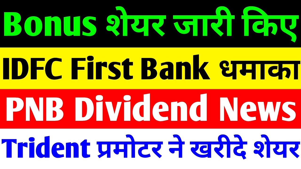PNB, IDFC First Bank, and Trident Share Latest Insights for 2025