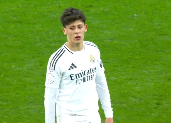 Real Madrid’s Pursuit of La Liga Glory Real Madrid entered the match with their eyes firmly set on closing the gap with league leaders Barcelona. Trailing by seven points with a game in hand, the stakes were high for Carlo Ancelotti’s men. A win against Celta Vigo was non-negotiable to reduce the deficit to four points with only five matches remaining in the season. The Santiago Bernabéu, pulsating with energy, served as the perfect stage for Real Madrid to assert their dominance. The starting lineup reflected Ancelotti’s intent to blend youth and experience. Alongside seasoned stars like Kylian Mbappé, Vinicius Junior, and Jude Bellingham, 20-year-old Arda Güler earned a coveted spot in the first eleven. His inclusion sparked excitement among fans, who eagerly awaited a glimpse of his prodigious talent. Match Overview: Real Madrid vs. Celta Vigo The clash kicked off at 3:00 PM local time, with Real Madrid dictating the tempo from the outset. Celta Vigo, known for their resilience, aimed to frustrate the hosts with a compact defensive setup. However, Real Madrid’s relentless attacking prowess and tactical ingenuity proved too much for the visitors. Goals from Arda Güler and Kylian Mbappé in the first half sealed a 2-0 victory, propelling Real Madrid closer to their La Liga ambitions. Arda Güler’s Moment of Magic The defining moment of the match arrived in the 33rd minute when Arda Güler etched his name into Santiago Bernabéu folklore. Positioned on the right flank of Celta Vigo’s penalty area, Güler received the ball with poise. With a deft touch, he shifted the ball to his left foot and unleashed a curling, pinpoint strike that soared into the far corner. The Santiago Bernabéu erupted as fans marveled at the sheer brilliance of the strike, which commentators dubbed a “spider-web cleaner” for its precision. Güler’s goal was more than just a moment of individual brilliance; it underscored his growing influence within the Real Madrid squad. At just 20, the Turkish midfielder displayed composure and technical mastery that belied his age. His ability to read the game, combined with his flair for the spectacular, has cemented his status as one of Europe’s brightest prospects. Why Güler’s Goal Matters Güler’s strike carried immense significance for both the player and the team. For Güler, it marked a pivotal moment in his La Liga journey, silencing doubters and affirming his readiness for the big stage. For Real Madrid, the goal provided a crucial lead in a tightly contested match, boosting morale and momentum. Fans and analysts alike hailed Güler’s performance as a testament to Real Madrid’s commitment to nurturing young talent. Kylian Mbappé’s Clinical Finish Six minutes after Güler’s opener, Kylian Mbappé doubled Real Madrid’s advantage with a moment of pure class. Capitalizing on a swift counter-attack, Mbappé collected the ball in midfield and embarked on a trademark run. Dribbling past defenders with ease, he reached the edge of Celta Vigo’s penalty area and rifled a low, driven shot into the bottom corner. The goal, scored in the 39th minute, showcased Mbappé’s lethal combination of speed, skill, and precision. Mbappé’s contribution extended beyond his goal. His constant threat on the left flank stretched Celta Vigo’s defense, creating space for teammates like Vinicius Junior and Güler to exploit. The French superstar’s performance reaffirmed his status as a cornerstone of Real Madrid’s attack. Tactical Brilliance: Ancelotti’s Masterplan Carlo Ancelotti’s tactical acumen was on full display throughout the match. Opting for a 4-3-3 formation, Ancelotti prioritized fluidity and attacking intent. The midfield trio of Federico Valverde, Dani Ceballos, and Jude Bellingham provided a perfect balance of creativity and defensive solidity, allowing wingers Vinicius Junior and Mbappé to wreak havoc. Arda Güler’s deployment on the right wing proved a stroke of genius. His ability to cut inside and link up with Bellingham and Mbappé added an unpredictable dimension to Real Madrid’s attack. Meanwhile, defenders Lucas Vázquez and Aurélien Tchouaméni ensured stability at the back, thwarting Celta Vigo’s sporadic counter-attacks. Key Moments of the Match The match was a rollercoaster of action, with several standout moments that kept fans on the edge of their seats. Below is a detailed breakdown of the key events: First Half: Real Madrid’s Dominance 1st Minute: The match kicked off with Real Madrid asserting early pressure, signaling their intent to control proceedings. 4th Minute: Vinicius Junior dazzled on the left, delivering a pinpoint cross to Arda Güler. The young Turk attempted an audacious volley from just behind the penalty spot, but the ball sailed narrowly wide. 8th Minute: Güler’s corner found Tchouaméni in the box, whose towering header flew just over the bar. Real Madrid’s set-piece threat was evident. 33rd Minute: Arda Güler’s moment of brilliance gave Real Madrid the lead, igniting the Santiago Bernabéu. 39th Minute: Mbappé’s sensational solo effort doubled Real Madrid’s advantage, effectively putting the game beyond Celta Vigo’s reach. The first half concluded with Real Madrid firmly in control, leading 2-0. Celta Vigo struggled to create meaningful chances, with goalkeeper Thibaut Courtois enjoying a relatively quiet afternoon. Second Half: Consolidating the Lead The second half saw Real Madrid adopt a more measured approach, focusing on possession and game management. Celta Vigo, desperate to claw their way back, pushed forward but lacked the cutting edge to breach Real Madrid’s defense. Ancelotti introduced fresh legs in the form of substitutes, ensuring his side maintained their intensity until the final whistle. Starting Lineups: A Blend of Youth and Experience Real Madrid Goalkeeper: Thibaut Courtois Defenders: Lucas Vázquez, Aurélien Tchouaméni, Raúl, Francisco García Midfielders: Federico Valverde, Dani Ceballos, Arda Güler, Jude Bellingham Forwards: Kylian Mbappé, Vinicius Junior Ancelotti’s decision to start Güler paid dividends, while the inclusion of young defenders like Raúl and Francisco García highlighted Real Madrid’s depth. Celta Vigo Goalkeeper: Vicente Guaita Defenders: Javier Rodríguez, Yoel Lago Amil, Marcos Alonso, Sergio Carreira Midfielders: Hugo Sotelo, Fran Beltrán, Óscar Mingueza Forwards: Fernando López González, Alfon González, Borja Iglesias Celta Vigo’s lineup featured a mix of experienced players like Marcos Alonso and young talents like Hugo Sotelo, but they struggled to match Real Madrid’s intensity. The Santiago Bernabéu Atmosphere The Santiago Bernabéu was a cauldron of noise and passion, with over 80,000 fans creating an electric atmosphere. Arda Güler’s goal sent the stands into raptures, with supporters chanting his name in unison. The stadium’s iconic architecture and rich history added to the occasion, making it a memorable day for players and fans alike. Why the Bernabéu Remains a Footballing Mecca The Santiago Bernabéu is more than just a stadium; it’s a symbol of Real Madrid’s storied legacy. Home to countless historic moments, the venue continues to inspire players to deliver performances of the highest caliber. Güler’s goal will undoubtedly join the annals of Bernabéu folklore, further cementing its status as a footballing cathedral. Arda Güler: A Star in the Making Arda Güler’s rise to prominence has been nothing short of meteoric. Since joining Real Madrid from Fenerbahçe in 2023, the Turkish prodigy has drawn comparisons to legends like Mesut Özil and Kaká. His vision, technical ability, and knack for delivering in big moments have endeared him to fans and coaches alike. Güler’s Journey to La Liga Stardom Born in Ankara, Güler began his career at Fenerbahçe, where he quickly established himself as one of Turkey’s brightest talents. His move to Real Madrid at the age of 18 was a bold step, but Güler has embraced the challenge with aplomb. Despite early injury setbacks, his performances in the 2024-2025 season have showcased his immense potential. What’s Next for Güler? With his stock rising, Güler is poised to play a pivotal role in Real Madrid’s quest for domestic and European glory. His versatility—capable of playing as a winger, attacking midfielder, or central midfielder—makes him a valuable asset. As he continues to develop, Güler could become a cornerstone of Real Madrid’s future. Real Madrid’s La Liga Ambitions The victory over Celta Vigo keeps Real Madrid’s La Liga hopes alive. With five matches remaining, every point is crucial in their pursuit of Barcelona. Ancelotti’s side will need to maintain their form and capitalize on any slip-ups from their rivals to clinch the title. Upcoming Fixtures Real Madrid’s next few matches will test their mettle: Matchday 35: Away vs. Valencia Matchday 36: Home vs. Atlético Madrid Matchday 37: Away vs. Real Sociedad Matchday 38: Home vs. Getafe Each game presents unique challenges, but Real Madrid’s squad depth and attacking firepower make them formidable contenders. Celta Vigo’s Struggles For Celta Vigo, the defeat highlighted their ongoing struggles in La Liga. Despite moments of promise, they lacked the quality to trouble Real Madrid. Manager Claudio Giráldez will need to rally his troops to avoid being dragged into a relegation battle in the season’s final weeks. Areas for Improvement Celta Vigo’s defense was exposed by Real Madrid’s pace and movement, while their attack failed to test Courtois. Addressing these deficiencies will be critical if they are to finish the season strongly. The Bigger Picture: La Liga’s Competitive Landscape The 2024-2025 La Liga season has been a thrilling affair, with Barcelona, Real Madrid, and Atlético Madrid locked in a fierce battle for supremacy. Emerging talents like Arda Güler, alongside established stars like Mbappé and Robert Lewandowski, have elevated the league’s global appeal. Why La Liga Remains a Powerhouse La Liga’s blend of tactical innovation, technical brilliance, and passionate fanbases makes it one of the world’s premier football leagues. Matches like Real Madrid vs. Celta Vigo exemplify the drama and excitement that define the competition.