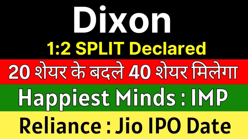 Reliance Industries, Dixon Technologies, Happiest Minds, and Paras Defence The Indian stock market is buzzing with significant developments from some of its top players. From record-breaking earnings to strategic partnerships and stock splits, companies like Reliance Industries, Dixon Technologies, Happiest Minds, and Paras Defence are making headlines. This article dives deep into the latest updates, offering actionable insights for investors and market enthusiasts. Stay ahead of the curve with our comprehensive analysis of these key players. Reliance Industries: Record Earnings and Jio’s Upcoming IPO Reliance Industries Limited (RIL) continues to dominate the Indian corporate landscape with its robust financial performance and strategic initiatives. The company recently reported a historic milestone in its Q4 earnings, achieving a consolidated profit of ₹22,611 crore—a figure unprecedented in its history. This remarkable achievement underscores Reliance’s ability to deliver exceptional results, even in challenging market conditions. Unpacking Reliance’s Q4 Performance In the fourth quarter, Reliance Industries not only posted a record-breaking profit but also reported its highest-ever revenue. This stellar performance stems from strong contributions across its diverse business segments, including energy, retail, and telecommunications. Key highlights include: Profit Surge: The ₹22,611 crore profit marks a significant leap, surpassing all previous quarterly profits, which never crossed the ₹22,000 crore mark. Revenue Growth: Reliance achieved an all-time high in revenue, driven by operational efficiencies and market demand. Stock Performance: The strong earnings fueled positive stock price momentum, reflecting investor confidence in Reliance’s growth trajectory. Despite the impressive quarterly results, Reliance’s full-year financial performance showed flat year-on-year profit growth. However, the company’s Q4 numbers set an optimistic tone for the 2026 financial year, with expectations of sustained growth. Jio’s IPO: A Game-Changer for Global Telecom One of the most anticipated developments is the potential initial public offering (IPO) of Reliance Jio, the company’s telecommunications arm. Reports suggest that Jio’s IPO, expected in the second half of 2025, could position it as the world’s sixth-largest telecom company, surpassing Bharti Airtel. Key details include: Valuation Potential: Jio’s IPO is projected to have a valuation exceeding ₹1 lakh crore, making it one of India’s largest IPOs. Fundraising Goals: Reliance aims to raise between ₹3,500 crore and ₹4,000 crore through the IPO, setting a new benchmark in the Indian market. Timeline: While no official announcement has been made, market analysts expect IPO-related updates alongside Reliance’s Q1 earnings in 2025. The Jio IPO is poised to reshape the global telecom landscape, offering investors a unique opportunity to participate in one of India’s most dynamic growth stories. As Reliance continues to innovate and expand, its stock remains a cornerstone of many investment portfolios. Dixon Technologies: Riding the Manufacturing Boom Dixon Technologies, a leading electronics manufacturing services (EMS) provider, is capitalizing on India’s growing prominence as a global manufacturing hub. The company’s stock has shown resilience, with strong performance driven by strategic partnerships and favorable market dynamics. Performance and Market Corrections Dixon Technologies has delivered solid performance over the past few years, though it experienced valuation corrections during periods of market volatility. Despite these fluctuations, the company’s fundamentals remain strong, supported by: Revenue Growth: Dixon’s revenue is primarily driven by mobile phone manufacturing, which accounts for a significant portion of its income. Institutional Interest: Foreign Institutional Investors (FIIs) have shown consistent interest, with their stake increasing from 17% in 2023 to 23% in recent quarters. However, Q4 data indicates a slight reduction to 21%, offset by rising Domestic Institutional Investor (DII) and public stakes. Market Positioning: Dixon’s ability to secure contracts with major brands like Xiaomi, Vivo, Oppo, and Samsung has solidified its market leadership. The company’s ability to navigate valuation risks and maintain growth makes it an attractive option for long-term investors. Apple Partnership: A Potential Catalyst One of the most exciting prospects for Dixon Technologies is its potential partnership with Apple. Amid the ongoing U.S.-China tariff war, Apple is exploring India as a manufacturing base to reduce costs and diversify its supply chain. This shift could significantly benefit Dixon, given its expertise in contract manufacturing. Key points include: Strategic Advantage: A partnership with Apple would add a prestigious client to Dixon’s portfolio, boosting its revenue and market credibility. Economic Impact: Increased manufacturing in India could create jobs and drive economic growth, positioning Dixon as a key player in the “Make in India” initiative. Competitive Landscape: While Dixon faces competition from other EMS providers, its established relationships with major brands give it a competitive edge. Although the Apple partnership remains speculative, its realization could propel Dixon Technologies to new heights, making it a stock to watch in 2025 and beyond. Happiest Minds: Navigating Challenges with Optimism Happiest Minds Technologies, an IT services company, has faced a turbulent period, with its stock performance reflecting investor skepticism. Despite strong revenue growth, the company struggles to translate this into consistent profit gains, creating uncertainty among shareholders. Q4 Earnings Expectations Happiest Minds is set to announce its Q4 earnings on May 12, 2025, with management projecting double-digit revenue growth, consistent with Q3 performance. However, profit growth remains a concern: Revenue Momentum: Q3 results showed robust revenue growth, but profits remained flat at ₹50 crore, with a year-on-year decline. Profit Challenges: The company’s profit growth has lagged behind revenue, with a 3-year CAGR of -14% and a 1-year profit degrowth of 9%. Market Sentiment: Investors have penalized the stock for its inability to deliver proportional profit growth, leading to volatility. To regain investor confidence, Happiest Minds must demonstrate significant profit growth in Q4, ideally in the range of 20-29%, aligning with its revenue trajectory. Strategic Outlook and Market Uncertainties Happiest Minds operates in a competitive IT services market, with significant exposure to the U.S., where economic uncertainties could impact client spending. Management is closely monitoring these risks, with the following considerations: U.S. Market Dynamics: A potential slowdown in client spending could lead to weaker guidance for the 2026 financial year, particularly in the first half. Institutional Support: DII holdings have risen from 2.85% to over 10.5%, signaling confidence from large investors, while public stakes have declined over the past three quarters. Long-Term Potential: If Happiest Minds can address profit growth challenges and capitalize on improving market conditions in the second half of 2026, its stock could rebound. Investors should closely monitor the upcoming earnings and management commentary to gauge the company’s ability to navigate these challenges. Paras Defence: Stock Split and Dividend Announcement Paras Defence and Space Technologies recently made waves with its announcement of a 1:2 stock split and a dividend of ₹0.50 per equity share. This move has sparked interest among investors, signaling the company’s confidence in its growth prospects. Understanding the Stock Split and Dividend The 1:2 stock split will increase the number of shares outstanding, making the stock more accessible to retail investors. The dividend announcement further enhances shareholder value. Key details include: Stock Split: The split will reduce the face value of each share, potentially improving liquidity and attracting new investors. Dividend: The ₹0.50 per share dividend reflects Paras Defence’s commitment to rewarding shareholders. Investor Implications: These moves could boost investor sentiment, particularly for those holding or considering the stock. While the announcement is positive, investors should evaluate Paras Defence’s broader financial performance and market positioning before making investment decisions. Investment Opportunities in India’s Dynamic Market The updates from Reliance Industries, Dixon Technologies, Happiest Minds, and Paras Defence highlight the diverse opportunities within India’s stock market. From telecom giants to manufacturing leaders and IT services providers, these companies represent the country’s economic growth and innovation. Key takeaways for investors include: Reliance Industries: A powerhouse with strong earnings and a transformative Jio IPO on the horizon. Dixon Technologies: A manufacturing leader poised to benefit from global supply chain shifts. Happiest Minds: A high-potential IT firm navigating profit challenges with long-term growth prospects. Paras Defence: A niche player enhancing shareholder value through strategic financial moves. As India’s economy continues to grow, staying informed about these developments is crucial for making sound investment decisions. Monitor earnings reports, management guidance, and market trends to capitalize on these opportunities. Conclusion: Stay Ahead with Expert Insights The stock market is a dynamic arena where timely information and strategic analysis can make all the difference. Reliance Industries, Dixon Technologies, Happiest Minds, and Paras Defence are shaping India’s economic landscape with their bold moves and growth strategies. By understanding their latest updates and market implications, investors can position themselves for success. Stay tuned for more insights, and consider joining expert-led communities for real-time updates and actionable advice.