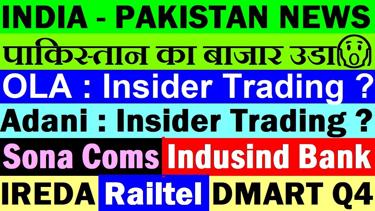 Stock Market Updates: Insider Trading, Company Performance, and Global Economic Impacts