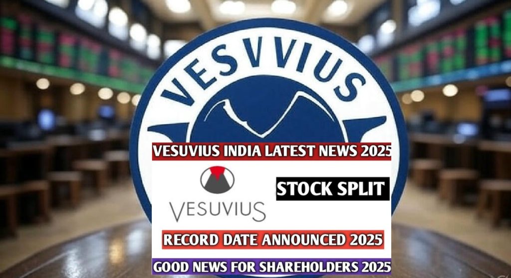 Introduction to Vesuvius India: A Smallcap Powerhouse Vesuvius India, a leading manufacturer of refractory products, has solidified its position in the capital goods sector with a diverse portfolio catering to industries like steel, glass, and cement. Listed on the BSE SmallCap index, the company boasts a market capitalization of Rs 8,784 crore, reflecting its growing prominence in the Indian market. Its recent announcement of a 1:10 stock split and a 145% dividend payout has sparked widespread interest among investors seeking high-growth opportunities in 2025. Refractory products, essential for high-temperature industrial processes, form the backbone of Vesuvius India’s operations. The company’s ability to deliver innovative solutions and maintain consistent financial performance has positioned it as a smallcap gem with significant upside potential. Let’s explore the details of the stock split, dividend, and why Vesuvius India is a stock to watch in 2025. What Is a Stock Split and Why It Matters A stock split is a corporate action where a company divides its existing shares into multiple shares to enhance liquidity and make the stock more affordable for retail investors. In the case of Vesuvius India, the 1:10 stock split means that each share with a face value of Rs 10 will be divided into 10 shares, each with a face value of Rs 1. This action does not alter the company’s overall market capitalization but reduces the per-share price, attracting a broader investor base. Stock splits often signal management’s confidence in future growth, as they aim to make shares more accessible while maintaining investor interest. For Vesuvius India, this move aligns with its strategy to capitalize on its strong financial performance and robust market position in the refractory products sector. Benefits of the Vesuvius India Stock Split Increased Liquidity: Lowering the share price makes it easier for investors to trade the stock, potentially increasing trading volumes. Broader Investor Appeal: A reduced per-share price attracts retail investors who may have found the stock’s previous price prohibitive. Positive Market Sentiment: Stock splits often create a buzz in the market, driving investor interest and potentially boosting share prices in the short term. Vesuvius India Stock Split Details On February 26, 2025, Vesuvius India announced its decision to implement a 1:10 stock split, subject to shareholder approval at the upcoming Annual General Meeting (AGM). The company’s filing stated, “The proposal involves the split/sub-division of existing equity shares from 1 equity share with a face value of Rs 10 each, fully paid-up, into 10 equity shares with a face value of Re 1 each, fully paid-up.” This action will increase the total number of outstanding shares by a factor of 10, while proportionally reducing the share price. For example, if an investor holds 100 shares at Rs 5,361.20 (the closing price on May 16, 2025), post-split, they will hold 1,000 shares at approximately Rs 536.12 per share, maintaining the same total investment value. Record Date for the Stock Split Vesuvius India fixed June 10, 2025, as the record date for the stock split. The company’s filing on May 8, 2025, clarified, “Tuesday, June 10, 2025, is set as the Record Date to determine the eligibility of shareholders for the subdivision/split of 1 equity share with a face value of Rs 10 each into 10 equity shares with a face value of Re 1 each.” Shareholders holding the stock as of this date will benefit from the split, receiving 10 shares for every share held. Dividend Announcement: Rewarding Shareholders In addition to the stock split, Vesuvius India declared a dividend of Rs 14.50 per equity share, equating to a 145% payout. This dividend will be distributed to shareholders recorded as of June 10, 2025, aligning with the stock split record date. The generous dividend underscores the company’s commitment to sharing its financial success with investors and enhancing shareholder value. The dividend payout, combined with the stock split, positions Vesuvius India as an attractive investment for income-focused investors seeking both capital appreciation and regular dividends. This dual strategy of rewarding shareholders while improving share accessibility highlights the company’s investor-friendly approach. Why the Dividend Matters Income Generation: A Rs 14.50 per share dividend provides a steady income stream for investors, particularly those with significant holdings. Financial Stability: Consistent dividend payouts signal the company’s strong cash flow and financial health. Investor Confidence: The combination of a stock split and dividend reinforces Vesuvius India’s focus on long-term shareholder value. Vesuvius India Share Price Performance Vesuvius India’s share price has delivered remarkable returns, making it one of the top-performing smallcap stocks in recent years. On May 16, 2025, the stock closed at Rs 5,361.20 on the BSE, reflecting a 2.49% gain for the day. The stock’s 52-week range spans Rs 6,000 (high) to Rs 3,576.60 (low), showcasing its volatility and growth potential. Short-Term Gains 1 Week: The stock surged over 11%, driven by positive market sentiment surrounding the stock split and dividend announcements. 2 Weeks: A 16% gain highlights the stock’s momentum as investors anticipate the upcoming corporate actions. 1 Month: An 18% increase reflects growing confidence in Vesuvius India’s growth prospects. 3 Months: A 37% rise underscores the stock’s strong performance in the capital goods sector. Long-Term Returns 1 Year: The stock gained over 3%, maintaining stability despite market fluctuations. 2 Years: A 136% return demonstrates Vesuvius India’s ability to deliver consistent growth. 3 Years: An impressive 446% return positions the stock as a standout performer in the smallcap space. 5 Years: A 515% gain cements Vesuvius India’s reputation as a high-growth investment. These returns highlight Vesuvius India’s ability to generate significant wealth for long-term investors, making the stock split and dividend announcements even more appealing. Financial Performance: A Snapshot Vesuvius India’s financial performance for the quarter ended March 31, 2025, reflects its resilience and strategic focus. The company reported revenue of Rs 480.94 crore, a 6.1% increase year-on-year, driven by strong demand for refractory products. However, revenue declined 5.2% quarter-on-quarter, indicating seasonal fluctuations in the capital goods sector. Key Financial Highlights Revenue Growth: The 6.1% year-on-year increase showcases Vesuvius India’s ability to capture market share in the refractory products segment. Profitability: The company’s consistent profitability supports its dividend payouts and reinvestment in growth initiatives. Market Position: As a leader in the refractory products market, Vesuvius India benefits from its strong relationships with key industries like steel and cement. The company’s financial stability and growth trajectory make it an attractive option for investors seeking exposure to the capital goods sector. Why Invest in Vesuvius India in 2025? Vesuvius India’s combination of a stock split, dividend payout, and stellar share price performance makes it a compelling investment opportunity in 2025. Here are key reasons to consider adding this smallcap stock to your portfolio: 1. Enhanced Share Liquidity The 1:10 stock split will lower the share price, making Vesuvius India more accessible to retail investors. Increased liquidity often leads to higher trading volumes, which can stabilize the stock price and attract institutional investors. 2. Attractive Dividend Yield The Rs 14.50 per share dividend offers a reliable income stream, particularly for investors seeking both growth and income. The 145% payout ratio reflects Vesuvius India’s strong cash flow and commitment to shareholders. 3. Proven Track Record With a 446% return over three years and a 515% gain over five years, Vesuvius India has a proven track record of delivering exceptional returns. Its consistent performance in the smallcap space makes it a reliable long-term investment. 4. Strong Industry Fundamentals The refractory products sector benefits from steady demand in industries like steel, cement, and glass, which are critical to India’s infrastructure growth. Vesuvius India’s leadership in this niche market positions it for sustained growth. 5. Positive Market Sentiment The stock split and dividend announcements have generated significant buzz in the market, driving short-term gains and attracting new investors. This momentum could propel the stock to new highs in 2025. Risks to Consider While Vesuvius India presents a compelling investment case, it’s essential to consider potential risks: Market Volatility: Smallcap stocks are inherently volatile, and Vesuvius India’s share price may experience fluctuations. Sector-Specific Risks: The refractory products sector is tied to industrial activity, which can be impacted by economic slowdowns. Quarterly Fluctuations: The 5.2% quarter-on-quarter revenue decline highlights the need to monitor seasonal trends. Investors should conduct thorough research and consult financial advisors before making investment decisions. How to Invest in Vesuvius India To invest in Vesuvius India, follow these steps: Open a Demat Account: Choose a reliable brokerage platform to open a demat and trading account. Research the Stock: Analyze Vesuvius India’s financials, share price trends, and market position. Place a Buy Order: Use your brokerage platform to purchase Vesuvius India shares at the current market price or set a limit order. Monitor the Stock Split: Ensure you hold the stock by June 10, 2025, to benefit from the 1:10 stock split and dividend. Track Performance: Regularly review the stock’s performance and stay updated on company announcements. The Future of Vesuvius India Vesuvius India’s strategic initiatives, including the stock split and dividend payout, position it for continued growth in 2025 and beyond. The company’s focus on innovation, operational efficiency, and shareholder value creation makes it a standout in the smallcap space. As India’s industrial sector expands, Vesuvius India is well-poised to capitalize on increasing demand for refractory products. Key Growth Drivers Infrastructure Boom: India’s infrastructure development fuels demand for steel and cement, boosting the need for refractory products. Technological Advancements: Vesuvius India’s investment in R&D ensures it remains a leader in innovative refractory solutions. Global Expansion: The company’s international presence enhances its revenue diversification and growth potential. Conclusion: Don’t Miss This Smallcap Opportunity Vesuvius India’s 1:10 stock split, 145% dividend payout, and 446% three-year return make it one of the most exciting smallcap stocks in 2025. The stock split enhances liquidity, the dividend rewards shareholders, and the company’s strong financial performance underscores its growth potential. Whether you’re a growth-oriented investor or seeking steady income, Vesuvius India offers a unique blend of opportunities. Take action before the June 10, 2025, record date to capitalize on the stock split and dividend. With its proven track record and strategic focus, Vesuvius India is a smallcap gem that could deliver significant returns in the years ahead. Start your investment journey today and unlock the potential of this high-growth stock.