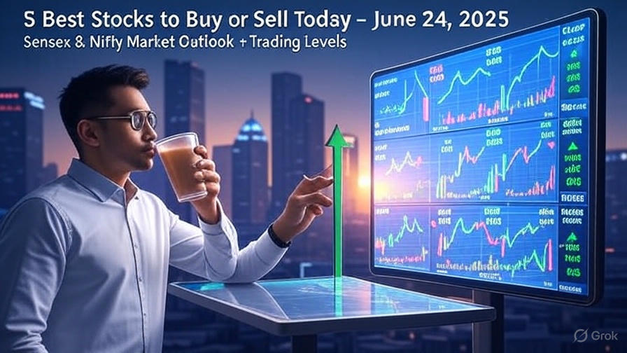 5 Best Stocks to Buy or Sell Today: Sensex & Nifty Market Outlook for June 24, 2025