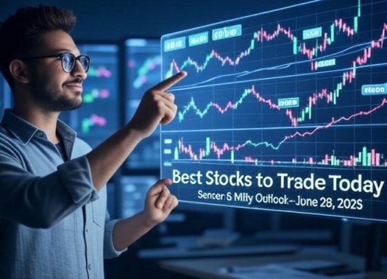 5 Best Stocks to Trade Today: Sensex & Nifty Market Outlook for June 23, 2025 The Indian stock market is buzzing with opportunities, and staying ahead of the curve requires a keen eye on market trends and momentum stocks. On June 23, 2025, the Sensex and Nifty indices are poised for dynamic movements, presenting traders with both challenges and potential rewards. This article dives into five high-potential momentum stocks for the day, complete with actionable buy recommendations, stop-loss levels, and target prices. Additionally, we’ll analyze intraday levels for Nifty and Bank Nifty to guide your trading decisions. Whether you’re a seasoned investor or a beginner, this comprehensive guide will equip you with the insights needed to navigate today’s market confidently. Understanding the Indian Stock Market on June 23, 2025 The Indian stock market, driven by the Sensex and Nifty indices, remains a vibrant arena for traders seeking short-term gains. Momentum trading, which capitalizes on stocks showing strong upward or downward trends, is a popular strategy for intraday and short-term traders. On June 23, 2025, market sentiment is shaped by global economic cues, domestic policy developments, and sector-specific momentum. By focusing on technical indicators like support and resistance levels, traders can make informed decisions to maximize returns. This article highlights five carefully selected stocks with strong momentum signals, backed by technical analysis. We’ll also provide intraday levels for Nifty and Bank Nifty to help you gauge market direction. Each stock recommendation includes a suggested holding period of 7 to 10 days, stop-loss levels to manage risk, and target prices to lock in profits. Intraday Levels for Nifty and Bank Nifty Before diving into stock picks, let’s examine the intraday levels for Nifty and Bank Nifty, which serve as critical benchmarks for market direction. Nifty Intraday Levels The Nifty 50 index is a key indicator of the broader market’s health. For June 23, 2025, the following levels are crucial for intraday traders: First Support Level: 24,936 – A strong base where buying interest may emerge. Second Support Level: 24,826 – A deeper support zone indicating potential reversal points. First Resistance Level: 25,289 – A level where selling pressure could intensify. Second Resistance Level: 25,399 – A breakout above this could signal bullish momentum. Traders should watch these levels closely. A drop below 24,936 may signal caution, while a break above 25,289 could indicate a bullish trend for the day. Bank Nifty Intraday Levels The Bank Nifty index, representing major banking stocks, is equally important for traders focusing on the financial sector. The intraday levels for June 23, 2025, are: First Support Level: 55,804 – A key level where buyers may step in. Second Support Level: 55,527 – A stronger support zone for potential reversals. First Resistance Level: 56,701 – A hurdle where profit-taking could occur. Second Resistance Level: 56,979 – A breakout here could drive further gains. Monitoring these levels helps traders anticipate price movements in banking stocks and align their strategies with market trends. Top 5 Momentum Stocks to Trade Today Here are five momentum stocks recommended for trading on June 23, 2025. Each stock has been selected based on technical indicators such as volume spikes, breakouts, and positive crossovers. We’ve included buy prices, stop-loss levels, and target prices to help you execute trades with precision. 1. Bharat Electronics Limited (BEL) Bharat Electronics Limited, a leading defense and aerospace company, is showing strong momentum driven by increased trading volume. The stock is well-positioned for a short-term uptrend, making it an attractive pick for traders. Action: Buy at ₹348. Stop Loss: ₹397 – Set below recent support to limit downside risk. First Target: ₹349 – A conservative target for quick gains. Second Target: ₹425 – A higher target for extended upside potential. Holding Period: 7–10 days. Why Buy? A significant volume spike indicates strong buying interest, supported by positive technical signals. Bharat Electronics benefits from India’s growing defense budget and increasing demand for advanced electronics. Traders should monitor for a breakout above key resistance levels to confirm the uptrend. 2. KFin Technologies Limited KFin Technologies, a leader in financial technology and registry services, is on the verge of a breakout, making it a compelling choice for momentum traders. Action: Buy at ₹1,272. Stop Loss: ₹1,221 – Positioned to protect against unexpected reversals. First Target: ₹1,323 – A realistic short-term goal. Second Target: ₹1,357 – A higher target for sustained momentum. Holding Period: 7–10 days. Why Buy? The stock is breaking out from a consolidation phase, supported by strong fundamentals in the fintech sector. KFin’s robust growth in mutual fund servicing and digital solutions positions it well for short-term gains. Keep an eye on volume trends to validate the breakout. 3. CG Power and Industrial Solutions Limited CG Power and Industrial Solutions, a key player in electrical equipment, is exhibiting a positive crossover on technical charts, signaling potential upside. Action: Buy at ₹688. Stop Loss: ₹660 – A tight stop loss to manage risk effectively. First Target: ₹716 – An achievable target for intraday or short-term traders. Second Target: ₹734 – A stretch target for bullish momentum. Holding Period: 7–10 days. Why Buy? The positive crossover indicates growing bullish momentum, supported by strong demand for industrial solutions. CG Power’s focus on renewable energy and smart grid technologies aligns with India’s infrastructure push, making it a stock to watch. 4. Housing and Urban Development Corporation (Hudco) Hudco, a public-sector company focused on housing and urban infrastructure financing, is rebounding from a key support level, offering a low-risk entry point. Action: Buy at ₹227. Stop Loss: ₹218 – Set below the support zone for risk management. First Target: ₹236 – A near-term target for quick profits. Second Target: ₹242 – A higher target for extended gains. Holding Period: 7–10 days. Why Buy? The reversal from support suggests renewed buying interest, bolstered by government initiatives in affordable housing. Hudco’s alignment with India’s urban development goals makes it a stable yet high-potential pick for short-term traders. 5. Jio Financial Services Limited Jio Financial Services, a subsidiary of Reliance Industries, is showing signs of a support breakdown recovery, presenting a buying opportunity. Action: Buy at ₹294. Stop Loss: ₹283 – Positioned to limit downside exposure. First Target: ₹305 – A conservative target for quick gains. Second Target: ₹340 – A higher target for sustained momentum. Holding Period: 7–10 days. Why Buy? The stock’s recovery from a support breakdown, combined with Jio’s strong brand and financial backing, signals potential upside. Jio Financial’s expansion into digital lending and insurance services makes it a stock with both short-term and long-term potential. Performance of Previous Stock Recommendations Tracking the performance of past recommendations helps build trust and refine trading strategies. One of our previously recommended stocks, Swiggy, achieved a 3.48% gain and hit its first target, demonstrating the effectiveness of our momentum-based approach. Regularly reviewing past calls allows traders to assess market trends and adjust their strategies accordingly. How to Trade These Stocks Effectively To maximize returns and minimize risks, follow these tips when trading the recommended stocks: Set Clear Stop Losses: Always place stop-loss orders to protect your capital. The levels provided above are based on technical support zones to limit downside risk. Monitor Volume Trends: High trading volume often confirms a stock’s momentum. Use volume indicators to validate entry and exit points. Stick to the Holding Period: The 7–10 day holding period is designed for short-term momentum. Avoid holding positions longer unless technical signals support it. Use Technical Indicators: Combine moving averages, RSI, and MACD to confirm entry and exit points for each stock. Stay Updated on Market News: Global and domestic events can impact stock prices. Keep an eye on economic data releases and policy announcements. Why Momentum Trading Works in Today’s Market Momentum trading thrives in volatile markets like India’s, where stocks often exhibit sharp price movements. By focusing on stocks with strong technical signals—such as volume spikes, breakouts, or positive crossovers—traders can capitalize on short-term trends. The stocks recommended today align with sectors like defense, fintech, infrastructure, and financial services, which are currently driving market growth. Key Benefits of Momentum Trading Quick Profits: Momentum stocks often deliver rapid price movements, ideal for short-term traders. Clear Entry/Exit Points: Technical indicators provide precise levels for entering and exiting trades. High Reward Potential: Stocks with strong momentum can yield significant returns within days. Risks to Watch Market Volatility: Sudden reversals can occur, making stop losses critical. Overtrading: Avoid chasing every stock; focus on high-probability setups like those listed above. External Shocks: Global events or unexpected news can disrupt momentum. Sector Spotlight: Why These Sectors Are Hot The recommended stocks span diverse sectors, each with unique growth drivers: Defense (Bharat Electronics): India’s focus on self-reliance in defense is boosting companies like BEL. Fintech (KFin Technologies, Jio Financial): Digital transformation in financial services is driving demand for innovative solutions. Infrastructure (Hudco, CG Power): Government initiatives in housing and renewable energy are fueling growth in these sectors. By aligning your trades with high-growth sectors, you increase the likelihood of capturing significant gains. Tools and Platforms for Trading Success To execute these trades effectively, consider using reliable trading platforms like 5paisa, Zerodha, or Upstox. These platforms offer real-time data, charting tools, and low-cost trading options. Additionally, tools like TradingView can help you analyze technical indicators and track the recommended levels for Nifty, Bank Nifty, and individual stocks. Recommended Tools Charting Software: TradingView for technical analysis. News Aggregators: Moneycontrol or Economic Times for market updates. Trading Apps: 5paisa or Zerodha for seamless trade execution. Final Thoughts: Seize the Opportunity The stock market on June 23, 2025, offers exciting opportunities for traders willing to act on well-researched recommendations. By focusing on the five momentum stocks outlined above—Bharat Electronics, KFin Technologies, CG Power, Hudco, and Jio Financial Services—you can position yourself for potential profits. Combine these picks with the intraday levels for Nifty and Bank Nifty to create a robust trading plan. Always prioritize risk management with stop losses and stay disciplined with your targets. For more market updates and stock recommendations, subscribe to trusted sources like 5paisa’s YouTube channel or follow financial news platforms. Share your feedback in the comments, and let us know how these recommendations work for you. Happy trading!