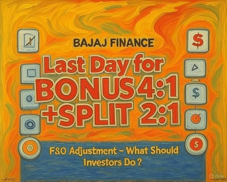 **Bajaj Finance Bonus and Stock Split 2025: Key Dates, Impacts, and Investment Strategies** Bajaj Finance, a leading non-banking financial company (NBFC) in India, has announced a significant corporate action involving a stock split and bonus issue set for June 2025. These events are poised to reshape the stock’s market dynamics, offering both opportunities and considerations for investors and traders. This comprehensive guide dives deep into the details of the Bajaj Finance bonus and stock split, including key dates, price adjustments, eligibility criteria, and strategic investment approaches. Whether you're a long-term investor or a futures and options trader, this article provides actionable insights to navigate these developments effectively. ### Understanding Bajaj Finance’s Bonus and Stock Split Bajaj Finance’s announcement of a stock split and bonus issue has sparked widespread interest among investors. These corporate actions aim to enhance liquidity, make shares more affordable, and reward existing shareholders. Let’s break down what these events entail and how they impact your investment. #### What Is a Stock Split? A stock split increases the number of shares in a company while reducing the share price proportionally, keeping the overall market capitalization unchanged. For Bajaj Finance, the stock split is structured as a **2:1 ratio**. This means that for every share held with a face value of ₹2, shareholders will receive two shares, each with a face value of ₹1. - **Impact on Shareholders**: If you hold one share before the split, you’ll have two shares post-split. For example, if the share price is ₹9,200 before the split, it will adjust to approximately ₹4,600 per share afterward, assuming no other market factors influence the price. - **Purpose**: The split makes the stock more accessible to retail investors, potentially increasing trading volume and liquidity. #### What Is a Bonus Issue? A bonus issue involves distributing additional shares to existing shareholders at no cost, typically funded by the company’s reserves. Bajaj Finance has declared a **4:1 bonus issue**, meaning for every share held, shareholders will receive four additional bonus shares. - **Impact on Shareholders**: Combined with the stock split, the bonus issue significantly increases the number of shares in your demat account. For instance, one share before the split becomes two shares post-split, and then each of those shares qualifies for four bonus shares, resulting in a total of 10 shares (2 from the split × 5, including the original two plus four bonus shares per original share). - **Purpose**: Bonus issues reward shareholders and signal the company’s confidence in its financial health, as it uses accumulated profits to issue new shares. #### Combined Effect of Stock Split and Bonus Issue The simultaneous execution of the stock split and bonus issue creates a substantial impact on share quantity and price. Here’s how it works: - **Pre-Split**: You hold 1 share at ₹9,200 (assumed closing price). - **Post-Split**: 1 share becomes 2 shares, each valued at approximately ₹4,600. - **Post-Bonus**: For each of the 2 post-split shares, you receive 4 bonus shares, resulting in 8 additional shares (2 × 4). Thus, your total holding becomes 10 shares (2 from the split + 8 from the bonus). - **Price Adjustment**: The share price adjusts to reflect the increased share count. Dividing the original price (₹9,200) by the total shares (10) gives an approximate post-event price of ₹920 per share. This adjustment ensures that the total investment value remains unchanged immediately after the events, barring market-driven price movements. Contrary to common misconceptions, bonus shares and splits do not create “free” wealth; they simply redistribute the company’s value across more shares. ### Key Dates for Bajaj Finance Bonus and Stock Split Timing is critical for investors looking to capitalize on these corporate actions. Bajaj Finance has outlined specific dates for eligibility and execution: - **Record Date**: June 16, 2025 (Monday). This is the date by which you must hold shares in your demat account to be eligible for the stock split and bonus issue. - **Eligibility Deadline**: To qualify, you must purchase shares by **June 13, 2025 (Friday)**, as the stock market is closed on June 14 (Saturday) and June 15 (Sunday). Shares bought on June 16 will not qualify for these events. - **Completion Date**: The company expects to complete the bonus and split process by **June 27, 2025**, with shares credited to demat accounts by approximately **June 20, 2025**, depending on procedural timelines. #### Why Timing Matters Purchasing shares before the record date ensures eligibility for the bonus and split. However, buying on or after June 16, 2025, means you miss out on these benefits. Investors must plan their trades carefully, considering settlement cycles (T+2 in India) to ensure shares are credited to their accounts by the record date. ### Price Adjustments and Market Implications The stock split and bonus issue will significantly alter Bajaj Finance’s share price and market dynamics. Here’s what to expect: #### Share Price Adjustment The combined effect of the stock split and bonus issue results in a **10:1 adjustment factor**. This means the share price will be divided by 10 to reflect the increased share count. For example: - **Pre-Event Price**: ₹9,200 (assumed closing price on June 13, 2025). - **Post-Event Price**: ₹920 (₹9,200 ÷ 10). This adjustment occurs on the **ex-date**, typically the record date (June 16, 2025), when the stock begins trading at its adjusted price. Investors should note that this price drop is a mechanical adjustment and does not reflect a loss in investment value, as the number of shares increases proportionally. #### Impact on Investment Value While the number of shares increases, the total value of your investment remains the same immediately after the events, assuming no market-driven price changes. For example: - **Pre-Event**: 1 share at ₹9,200 = ₹9,200. - **Post-Event**: 10 shares at ₹920 = ₹9,200. However, market sentiment, trading volume, and broader economic factors may cause the share price to fluctuate post-event, creating opportunities or risks. #### Market Perception and Liquidity Stock splits and bonus issues often generate positive sentiment, as they signal management’s confidence in future growth. The lower post-event share price (₹920 vs. ₹9,200) makes Bajaj Finance more affordable, potentially attracting new investors and boosting liquidity. Historically, Bajaj Finance’s stock has shown strong performance, with a 40%+ gain over the past six months (as of June 2025), indicating robust investor interest. ### Strategic Investment Approaches Given the upcoming events, investors must weigh their options carefully. Here are tailored strategies for different investor profiles: #### Long-Term Investors For those with a long-term horizon, Bajaj Finance remains a compelling investment due to its strong fundamentals and leadership in the NBFC sector. However, the timing of entry is crucial: - **Avoid Buying Before the Event**: With the stock having risen significantly (from ₹8,500 to ₹9,700 in recent months), entering just before the record date may lock your capital until the bonus and split shares are credited (around June 20–27, 2025). This could limit flexibility if the price adjusts sharply post-event. - **Post-Event SIP Strategy**: Consider initiating a **Systematic Investment Plan (SIP)** after the price adjustment. By investing small amounts regularly at the lower post-event price, you can build a position while mitigating the risk of short-term volatility. - **Hold for Existing Shareholders**: If you already own Bajaj Finance shares, holding through the record date ensures you benefit from the increased share count. The company’s strong growth trajectory suggests potential for long-term capital appreciation. #### Short-Term Traders Short-term traders should approach the events with caution, as stock splits and bonus issues often lead to volatility: - **Avoid Fresh Positions Pre-Event**: The stock’s recent 40% rally suggests much of the positive sentiment may already be priced in. Entering now could expose you to downside risk if the market corrects post-event. - **Monitor Post-Event Volatility**: The adjusted price (around ₹920) may attract new buyers, potentially driving short-term gains. Traders can capitalize on this by entering after the ex-date, provided technical indicators (e.g., support levels, RSI) align. - **Focus on Liquidity**: The increased share count and lower price are likely to boost trading volume, creating opportunities for intraday or swing trading. #### Futures and Options Traders For those trading Bajaj Finance in the derivatives market, the stock split and bonus issue necessitate adjustments to futures and options contracts: - **Lot Size Adjustment**: The current lot size of 125 shares will increase to **1,250 shares** for the June 2025 expiry, reflecting the 10:1 adjustment factor (2:1 split × 5:1 bonus, including the original shares). Post-June, the lot size may be revised downward for subsequent expiries (e.g., July 2025). - **Strike Price Adjustment**: Strike prices will be divided by 10. For example, a ₹9,000 strike price becomes ₹900 post-event. These changes take effect one day prior to the ex-date (June 15, 2025). - **Trading Strategy**: Avoid initiating new positions close to the record date, as volatility in futures and options premiums may increase. Wait for the adjusted contracts to stabilize before trading. ### Common Misconceptions About Bonus Shares and Stock Splits Many investors mistakenly believe that bonus shares and stock splits create instant wealth. Let’s debunk this myth: - **No “Free” Shares**: While you receive additional shares, the share price adjusts proportionally, keeping your total investment value unchanged. For example, 1 share at ₹9,200 becomes 10 shares at ₹920, maintaining the same ₹9,200 value. - **No Guaranteed Price Surge**: While these events may boost sentiment, the stock’s price post-event depends on market dynamics, not the corporate action itself. Bajaj Finance’s recent rally (40% in six months) suggests caution, as much of the optimism may already be reflected in the price. - **Capital Lock-In Risk**: Buying shares just before the record date ties up your capital until the bonus shares are credited (June 20–27, 2025). This delay could limit your ability to capitalize on other opportunities. ### Why Bajaj Finance Remains a Strong Investment Despite the need for caution around the event, Bajaj Finance’s fundamentals make it a standout in the NBFC sector: - **Market Leadership**: Bajaj Finance is a leader in consumer finance, housing loans, and digital lending, with a diversified portfolio and strong brand equity. - **Financial Performance**: The company has consistently delivered robust revenue and profit growth, supported by a strong capital base and prudent risk management. - **Growth Potential**: India’s expanding middle class and increasing demand for credit position Bajaj Finance for long-term growth, especially in digital and rural markets. ### How to Prepare for the Bajaj Finance Bonus and Stock Split To maximize the benefits of these corporate actions, follow these steps: 1. **Check Your Eligibility**: Ensure you hold shares by June 13, 2025, to qualify for the stock split and bonus issue. Verify your demat account status to avoid settlement issues. 2. **Monitor Market Trends**: Track Bajaj Finance’s price movements and broader market sentiment leading up to June 16, 2025. Use technical analysis to identify support and resistance levels post-event. 3. **Plan Your Investment**: For long-term investors, consider waiting for the price adjustment to initiate or increase your position via SIPs. For traders, focus on post-event opportunities when liquidity improves. 4. **Understand Derivatives Adjustments**: If trading futures or options, familiarize yourself with the new lot size (1,250) and strike prices (divided by 10) to adjust your strategies accordingly. 5. **Stay Informed**: Follow official announcements from Bajaj Finance and stock exchanges (BSE/NSE) for any updates on the process or timeline. ### Risks and Considerations While the stock split and bonus issue are positive developments, investors should be aware of potential risks: - **Market Volatility**: Post-event price movements can be unpredictable, especially if the stock’s recent rally has overheated its valuation. - **Liquidity Constraints**: Capital invested before the record date may be locked until the bonus shares are credited, limiting flexibility. - **Overvaluation Risk**: With a 40% gain in six months, Bajaj Finance’s stock may face profit-taking post-event, particularly if broader market conditions weaken. ### Conclusion: Strategic Timing Is Key Bajaj Finance’s stock split and bonus issue in June 2025 present a unique opportunity for investors to engage with one of India’s leading NBFCs. By understanding the mechanics of these events—key dates, price adjustments, and their impact on share count—you can make informed decisions. Long-term investors should consider post-event SIPs to build a position at the adjusted price, while traders can capitalize on increased liquidity and volatility. For derivatives traders, adjusting to the new lot sizes and strike prices is critical. Ultimately, while the stock split and bonus issue enhance accessibility and reward shareholders, they do not guarantee immediate gains. By aligning your strategy with your investment goals and staying mindful of market dynamics, you can position yourself to benefit from Bajaj Finance’s strong fundamentals and growth potential. *Word Count: 2,900* **Disclaimer**: This article is for informational purposes only and does not constitute financial advice. Always conduct your own research or consult a financial advisor before making investment decisions.
