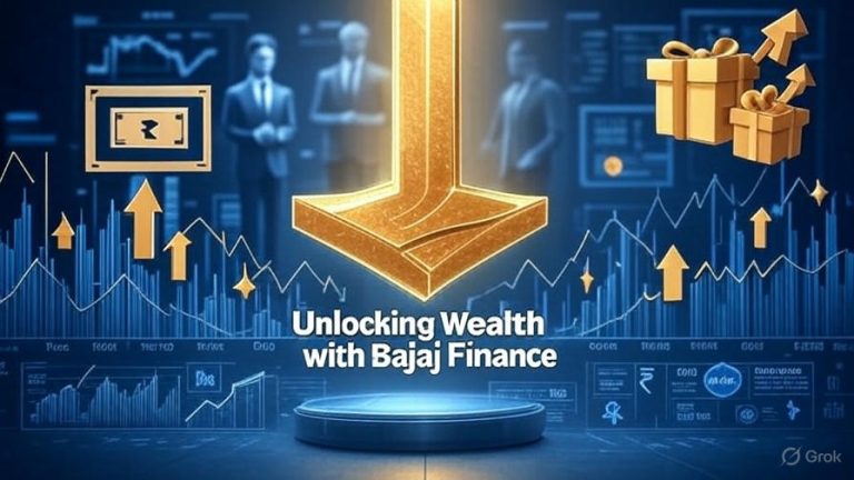Unlocking Wealth with Bajaj Finance: Stock Splits, Bonus Issues, and Long-Term Investment Strategies Bajaj Finance has emerged as a powerhouse in the Indian financial sector, captivating investors with its robust growth and strategic corporate actions. This article dives deep into the company’s stock split and bonus issue history, explores the implications for investors, and provides actionable insights for building wealth through long-term investment strategies. Whether you're a seasoned investor or a newbie in the stock market, understanding Bajaj Finance’s journey can help you make informed decisions to outpace the market. The Rise of Bajaj Finance: A Multibagger Success Story Bajaj Finance, a leading non-banking financial company (NBFC) in India, has carved a niche in consumer finance, SME lending, and wealth management. Its consistent performance and ability to generate wealth for shareholders have made it a standout in the stock market. Unlike penny stocks, which often lure new investors with promises of quick gains, Bajaj Finance proves that well-established companies can deliver exceptional returns over time. The company’s stock has transformed into a multibagger, rewarding patient investors with substantial gains. Its strategic corporate actions, such as stock splits and bonus issues, have played a pivotal role in enhancing accessibility and boosting trading volumes. Let’s explore how these actions work and why they matter. What Are Stock Splits and Bonus Issues? Stock splits and bonus issues are corporate actions that companies undertake to enhance shareholder value and improve stock liquidity. Understanding these concepts is crucial for any investor looking to capitalize on Bajaj Finance’s growth. Stock Split: A stock split reduces the face value of a company’s shares, increasing the number of shares outstanding while keeping the overall market capitalization unchanged. For example, a 5:1 stock split reduces the face value from ₹10 to ₹2, and an investor holding one share would receive five shares at the reduced price. Bonus Issue: A bonus issue involves distributing additional shares to existing shareholders at no cost, typically funded from the company’s reserves. For instance, a 1:1 bonus issue doubles the number of shares an investor holds, halving the stock price per share. These actions make the stock more affordable, attracting a broader investor base and increasing trading volumes, which can positively impact price movements when supported by strong financials. Bajaj Finance’s 2016 Corporate Actions: A Game-Changer In 2016, Bajaj Finance executed a significant corporate action that reshaped its stock’s trajectory. The company announced a 1:1 bonus issue and a stock split, reducing the face value from ₹10 to ₹2. Let’s break down the impact of these actions using a hypothetical example and real-world data. Hypothetical Example: Understanding the Mechanics Assume an investor held one share of Bajaj Finance at ₹1,000 before the 2016 corporate actions. Here’s how the stock price and share count would change: 1:1 Bonus Issue: Pre-bonus: 1 share at ₹1,000. Post-bonus: 2 shares at ₹500 each (total value remains ₹1,000). The number of shares doubles, and the price per share halves, maintaining the investor’s total investment value. Stock Split (Face Value from ₹10 to ₹2): The face value reduction (1/5th) further divides the stock price by 5. Post-bonus price: ₹500. Post-split: 10 shares at ₹100 each (₹500 ÷ 5 = ₹100 per share). In this scenario, the investor’s holding increases from 1 share to 10 shares, with the stock price dropping from ₹1,000 to ₹100. The total investment value remains unchanged immediately after these actions, but the lower price makes the stock more accessible to retail investors. Real-World Impact: Bajaj Finance in 2016 In reality, Bajaj Finance’s stock was trading at approximately ₹11,000 in 2016 before the corporate actions. Applying the same logic: Pre-corporate action: 1 share at ₹11,000. Post 1:1 bonus: 2 shares at ₹5,500 each. Post stock split (₹10 to ₹2): 10 shares at ₹1,100 each (₹5,500 ÷ 5). This drastic reduction in share price from ₹11,000 to ₹1,100 made Bajaj Finance more affordable, significantly boosting trading volumes. Increased accessibility attracted more investors, contributing to the stock’s upward trajectory over the years. The Long-Term Payoff: From ₹1,100 to ₹9,300 Fast forward to June 2025, Bajaj Finance’s stock price soared to a high of approximately ₹9,300, reflecting a remarkable journey from its post-split price of ₹1,100 in 2016. This translates to a compounded annual growth rate (CAGR) of approximately 26.77% over nine years, showcasing the power of long-term investing in fundamentally strong companies. To calculate the CAGR: Initial value (2016): ₹1,100. Final value (2025): ₹9,300. Time period: 9 years. CAGR formula:[\text{CAGR} = \left( \frac{\text{Final Value}}{\text{Initial Value}} \right)^{\frac{1}{\text{Number of Years}}} - 1][\text{CAGR} = \left( \frac{9300}{1100} \right)^{\frac{1}{9}} - 1 \approx 26.77%] Even if we conservatively assume half this growth rate (13.5%), the returns remain impressive, underscoring Bajaj Finance’s ability to generate wealth without the risks associated with penny stocks. Why Bajaj Finance Stands Out Bajaj Finance’s success isn’t solely due to corporate actions. Its robust financial performance, innovative product offerings, and strong management have driven consistent growth. Here are key factors that make Bajaj Finance a compelling investment: Strong Financial Performance Top-Line Growth: Bajaj Finance has consistently grown its revenue through diverse lending products, including consumer loans, home loans, and SME financing. Bottom-Line Strength: The company’s profitability remains solid, supported by efficient cost management and a low non-performing asset (NPA) ratio. Loan Disbursal Growth: Bajaj Finance’s ability to scale its loan portfolio while maintaining asset quality sets it apart in the NBFC sector. Strategic Corporate Actions The 2016 bonus issue and stock split were strategic moves to enhance liquidity and attract retail investors. These actions increased trading volumes, which, combined with strong fundamentals, fueled the stock’s upward momentum. Market Positioning As a leader in India’s financial services sector, Bajaj Finance benefits from the country’s growing middle class and increasing demand for credit. Its digital-first approach and customer-centric products position it to capture market share in a competitive landscape. The Pizza Index: A Quirky Insight into Global Events In an intriguing aside, the article introduces the concept of the “Pizza Index,” a unique indicator used by American intelligence agencies. By tracking pizza orders near war rooms, analysts gauge the likelihood of U.S. intervention in global conflicts. When meetings extend late into the night, pizza orders spike, signaling heightened activity and potential geopolitical involvement. While seemingly unrelated to finance, the Pizza Index highlights the importance of unconventional data in decision-making. For investors, this underscores the need to stay informed about global events, as they can impact markets, including stocks like Bajaj Finance. Applying the Pizza Index to Investing Just as the Pizza Index tracks unexpected patterns, investors can use alternative data to inform their strategies. For example: News Sentiment Analysis: Monitor news and social media for insights into market sentiment. Economic Indicators: Track macroeconomic factors like interest rates and inflation, which significantly affect NBFCs like Bajaj Finance. Global Events: Geopolitical tensions, such as those in the Gulf, can influence crude oil prices, impacting related sectors and the broader economy. Leveraging AI for Smarter Stock Analysis The advent of artificial intelligence (AI) has revolutionized stock market analysis, enabling investors to process vast amounts of data quickly. Bajaj Finance’s complex financials and market dynamics make it an ideal candidate for AI-driven analysis. How AI Enhances Stock Research AI tools like ChatGPT, Grok, Perplexity, and Claude offer powerful capabilities for investors: Data Processing: AI can analyze financial statements, news articles, and market trends in minutes, reducing research time from days to hours. Pattern Recognition: Identify technical patterns, such as support and resistance levels, to make informed trading decisions. Sentiment Analysis: Gauge market sentiment by analyzing social media and news, helping predict price movements. For Bajaj Finance, AI can help investors assess its financial health, track competitors, and evaluate macroeconomic factors like interest rate changes. By integrating AI into your research, you can make faster, data-driven decisions. Practical Tips for Using AI Choose the Right Tools: Platforms like Grok and Perplexity excel in data aggregation, while Claude is ideal for generating reports in a specific writing style. Validate Data: Cross-check AI-generated insights with primary sources like company filings and analyst reports. Focus on Key Metrics: For Bajaj Finance, prioritize metrics like loan growth, NPA ratios, and return on equity (ROE). Technical Analysis: Key Levels for Bajaj Finance Technical analysis provides valuable insights into Bajaj Finance’s price trends. From 2021 to early 2025, the stock consolidated, with lows trending higher but highs remaining flat. A breakout in February 2025 marked a significant shift, with the stock reaching new highs. Key Support and Resistance Levels Support Level: ₹800, previously a resistance level in 2021 and 2023, now acts as a strong support post-breakout. Resistance Level: The stock entered a “blue sky zone” after breaking out, with no clear resistance until it encounters new highs. Investors should monitor these levels closely, as they indicate potential entry or exit points. However, technical analysis should complement fundamental analysis for a holistic approach. The Power of Long-Term Investing Bajaj Finance’s journey from ₹1,100 to ₹9,300 over nine years highlights the benefits of long-term investing. Unlike day trading, which requires constant monitoring, long-term investing allows you to capitalize on a company’s growth while weathering short-term volatility. Why Long-Term Investing Works Compounding Returns: Reinvesting dividends and holding stocks for extended periods amplifies returns, as seen with Bajaj Finance’s 27% CAGR. Reduced Transaction Costs: Fewer trades mean lower brokerage fees, preserving your capital. Mitigating Volatility: Long-term horizons smooth out market fluctuations, focusing on a company’s underlying value. Lessons from Bajaj Finance Focus on Fundamentals: Strong financials drive sustainable growth, as evidenced by Bajaj Finance’s consistent performance. Patience Pays Off: Holding quality stocks over time can yield significant returns, even without chasing penny stocks. Timing Matters: As veteran investor Mr. Madhukar noted, researching a stock doesn’t mean buying immediately. Wait for the right price to maximize value. Navigating Market Challenges: Crude Oil and Beyond Global events, such as rising crude oil prices, can impact Bajaj Finance indirectly. India imports 80-85% of its crude oil, and price spikes affect sectors like aviation, paints, and tires, potentially influencing the broader economy and NBFCs. Crude Oil’s Ripple Effect Increased Costs: Higher fuel prices raise operating costs for businesses, impacting profitability. Inflationary Pressure: Rising crude oil prices can drive inflation, prompting the Reserve Bank of India (RBI) to adjust interest rates, which directly affects NBFCs like Bajaj Finance. Currency Impact: A weaker rupee due to high import bills can strain India’s fiscal health, affecting market sentiment. Investors should track such macroeconomic factors and their potential impact on Bajaj Finance’s loan portfolio and profitability. Opportunities in Green Energy India’s exploration of domestic crude oil reserves, such as those in Kalapani, could reduce import dependency, strengthening the rupee and improving fiscal health. While this is a long-term prospect, it highlights the importance of staying informed about macroeconomic trends. Building a Winning Investment Strategy To replicate Bajaj Finance’s success in your portfolio, adopt a disciplined investment strategy that balances research, timing, and patience. Key Steps to Success Research Thoroughly: Analyze a company’s financials, management quality, and market positioning. For Bajaj Finance, focus on its loan growth, NPA trends, and competitive edge. Leverage Technology: Use AI tools to streamline research and identify opportunities faster. Diversify Wisely: While Bajaj Finance is a strong pick, diversify across sectors to mitigate risks. Monitor Macro Trends: Stay updated on global events, such as crude oil price movements or geopolitical tensions, that could impact your investments. Hold for the Long Term: Patience is key to unlocking multibagger returns, as Bajaj Finance demonstrates. Avoiding Common Pitfalls Chasing Penny Stocks: High-risk, low-quality stocks often lead to losses. Stick to fundamentally strong companies like Bajaj Finance. Overtrading: Frequent buying and selling erode returns through transaction costs and taxes. Ignoring Fundamentals: Technical breakouts, like Bajaj Finance’s in 2025, are only sustainable if supported by strong financials. Conclusion: Your Path to Wealth with Bajaj Finance Bajaj Finance’s remarkable journey from ₹1,100 to ₹9,300 over nine years underscores the power of long-term investing in quality stocks. Its strategic corporate actions, robust financials, and market leadership make it a compelling choice for investors seeking sustainable wealth creation. By combining thorough research, AI-driven analysis, and a disciplined approach, you can harness Bajaj Finance’s potential to achieve your financial goals. Ready to take control of your investments? Start by analyzing Bajaj Finance’s financials, tracking key support levels, and staying informed about global trends. With patience and strategy, you can unlock the wealth-building potential of this financial giant.