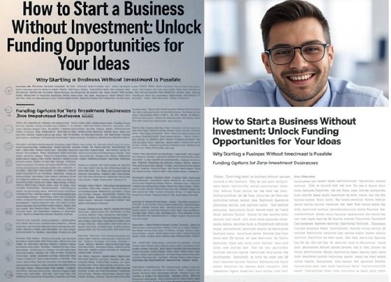 Why Starting a Business Without Investment Is Possible The notion of launching a business without personal capital may sound ambitious, but it’s a reality for many entrepreneurs today. With access to venture capital, angel investors, and government-backed funding programs, you can transform a brilliant idea into a profitable business without financial strain. The key lies in leveraging your knowledge, skills, and creativity to attract investors who believe in your vision. This approach minimizes risk, as you’re not personally liable for losses, and allows you to focus on scaling your idea. In this article, we’ll dive into practical strategies to start a business without investment, explore funding options like venture capital and equity funding, and provide step-by-step guidance to prepare your business for success. Whether you’re a first-time entrepreneur or an experienced professional, these insights will help you navigate the funding landscape and build a sustainable business. The Power of a Strong Business Idea A compelling business idea is the foundation of any successful venture. Investors, whether banks, venture capitalists, or angel investors, are always on the lookout for innovative concepts with high growth potential. Your idea doesn’t need to be revolutionary—it just needs to solve a real problem or meet a market demand. Identifying a Market Need Start by identifying a gap in the market. For example, consider everyday challenges that lack efficient solutions. Twenty years ago, bottled water wasn’t widely available, forcing people to carry water from home. Today, brands like Bisleri and Tata have filled that gap, creating a massive industry. Your idea could be as simple as a new product, service, or process that improves convenience, efficiency, or accessibility. Validating Your Idea Before pitching to investors, validate your idea through market research. Conduct surveys, analyze competitors, and gather feedback from potential customers. A validated idea demonstrates to investors that there’s demand for your product or service, increasing your chances of securing funding. Crafting a Unique Value Proposition Your unique value proposition (UVP) sets you apart from competitors. It answers the question: “Why should customers choose your product or service?” A strong UVP is clear, concise, and highlights the benefits of your offering. For example, if you’re launching a small-scale manufacturing business, your UVP might focus on affordability, sustainability, or customization. Funding Options for Zero-Investment Businesses Securing funding without personal investment requires understanding the various options available. From banks to venture capitalists, here are the primary avenues to explore. Venture Capital Funding Venture capital (VC) is a powerful tool for entrepreneurs with high-potential ideas. Unlike traditional loans, VC funding involves investors providing capital in exchange for equity in your business. This means you don’t need to repay the funds out of pocket, but you’ll share a portion of your company’s ownership. How Venture Capital Works Venture capitalists invest in businesses with significant growth potential. In return, they typically take a 10-20% equity stake, depending on the investment amount. For example, if you secure $1 million in funding, you might give up 15% of your company’s shares. The investor becomes a partner, often providing guidance and expertise to help your business succeed. Top Banks Offering Venture Capital Major banks like HDFC Bank and State Bank of India (SBI) offer venture capital programs tailored to startups and small businesses. These programs focus on nurturing early-stage ventures, providing seed capital, and supporting growth. To apply, visit the bank’s official website, search for their venture capital program, and review the eligibility criteria. HDFC Bank Venture Capital Program: HDFC Bank supports startups across various sectors, including technology, manufacturing, and retail. Their program offers funding from $100,000 to over $10 million, depending on your business’s potential. They also provide mentorship and access to global networks. SBI Equity Funding: SBI’s equity funding initiatives focus on Indian startups, offering capital for businesses with strong growth prospects. Their programs are accessible to both new and existing businesses. Eligibility for Venture Capital To qualify for VC funding, your business must meet specific criteria: Indian Ownership: Most programs prioritize businesses founded by Indian entrepreneurs or operating in India. Sector-Agnostic Focus: Banks like HDFC support businesses in diverse sectors, from automotive to consumer goods. Scalable Idea: Your business must demonstrate potential for significant growth, such as expanding to a $100 million market. Detailed Project Report (DPR): A comprehensive DPR outlining your business plan, market analysis, and financial projections is essential. Angel Investors Angel investors are high-net-worth individuals who invest in early-stage startups in exchange for equity. Unlike venture capitalists, angels often invest smaller amounts and may take a more hands-on approach to mentoring. Finding Angel Investors Connect with angel investors through networking events, startup incubators, or online platforms like AngelList. Prepare a compelling pitch deck that highlights your idea, market opportunity, and growth plan. Angels are particularly interested in businesses with a clear path to profitability and a passionate founder. Benefits of Angel Investment Angel investors offer more than just capital. They provide industry expertise, connections, and strategic guidance. For example, an angel investor with experience in retail can help a small shop owner optimize operations and scale to a medium-sized business. Government-Backed Funding Programs The Indian government supports entrepreneurship through various funding schemes, many of which require no personal investment. These programs aim to foster innovation, create jobs, and promote economic growth. Key Government Schemes Startup India: This initiative provides funding, tax benefits, and incubation support for startups. The Seed Fund Scheme offers up to $100,000 for early-stage businesses. MUDRA Yojana: The Micro Units Development and Refinance Agency (MUDRA) provides loans up to $13,000 for micro and small enterprises, ideal for homemakers or students starting small ventures. Stand-Up India: Focused on women and marginalized communities, this scheme offers loans from $13,000 to $130,000 to promote inclusive entrepreneurship. Applying for Government Funding To access these programs, prepare a detailed business plan and submit it through the respective scheme’s portal. For example, Startup India’s website provides step-by-step guidance on applying for seed funding. Ensure your business aligns with the scheme’s objectives, such as job creation or innovation. Steps to Launch Your Business Without Investment Now that you understand the funding options, let’s walk through the actionable steps to start your business without personal capital. Step 1: Develop a Detailed Project Report (DPR) A DPR is a comprehensive document that outlines your business idea, market analysis, operational plan, and financial projections. It’s your pitch to investors, so make it compelling and data-driven. Key Components of a DPR Executive Summary: A brief overview of your business idea and goals. Market Analysis: Research on your target market, competitors, and industry trends. Business Model: How your business will generate revenue (e.g., product sales, subscriptions). Financial Projections: Estimated revenue, expenses, and profitability over 3-5 years. Funding Requirements: The amount of capital you need and how you’ll use it. Tips for a Winning DPR Use clear, concise language. Include data and statistics to back up your claims. Highlight your team’s expertise and passion. Tailor the DPR to the specific investor or funding program. Step 2: Build a Strong Network Networking is crucial for connecting with investors, mentors, and industry experts. Attend startup events, join online communities, and reach out to professionals in your field. Platforms like LinkedIn and startup incubators can help you build relationships with potential backers. Step 3: Pitch to Investors Your pitch is your chance to convince investors to fund your idea. Practice a concise, engaging presentation that covers: The problem your business solves. Your unique solution and UVP. Market opportunity and growth potential. Funding requirements and equity offered. Pitching Tips Be confident and passionate about your idea. Use visuals like slides or prototypes to demonstrate your concept. Anticipate questions and prepare clear answers. Follow up with investors after the pitch to maintain interest. Step 4: Leverage Incubation and Mentorship Programs Startup incubators and accelerators provide funding, mentorship, and resources to help your business grow. Many banks and government programs offer incubation support as part of their funding packages. Top Incubators in India T-Hub (Hyderabad): Supports startups with funding, mentorship, and access to investors. IIM Bangalore NSRCEL: Offers incubation for early-stage ventures in various sectors. Startup Village (Kochi): Focuses on technology-driven startups with global potential. Step 5: Optimize Operations for Growth Once you secure funding, focus on scaling your business efficiently. Use investor guidance to optimize manufacturing, marketing, and distribution. For example, if you’re running a small retail shop, implement inventory management software to reduce costs and improve efficiency. Special Opportunities for Women and Students Funding programs often prioritize diversity and inclusion, creating unique opportunities for women, students, and homemakers. These groups can access tailored schemes to turn their ideas into reality. Women Entrepreneurs Women with solid business ideas can tap into programs like Stand-Up India and HDFC Bank’s diversity-focused venture capital initiatives. These programs offer funding, mentorship, and networking opportunities to help women scale their businesses. For example, a homemaker with a handmade jewelry business can secure seed capital to expand production and reach online markets. Student Entrepreneurs Students with innovative ideas can apply for government schemes like Startup India or connect with university-affiliated incubators. These programs provide small-scale funding and mentorship to help students launch their ventures while studying. Success Stories: Businesses That Started Without Investment