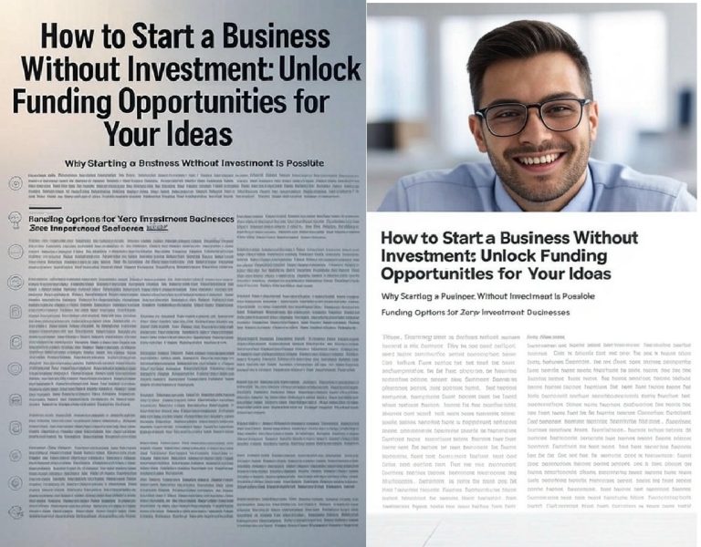 Why Starting a Business Without Investment Is Possible The notion of launching a business without personal capital may sound ambitious, but it’s a reality for many entrepreneurs today. With access to venture capital, angel investors, and government-backed funding programs, you can transform a brilliant idea into a profitable business without financial strain. The key lies in leveraging your knowledge, skills, and creativity to attract investors who believe in your vision. This approach minimizes risk, as you’re not personally liable for losses, and allows you to focus on scaling your idea. In this article, we’ll dive into practical strategies to start a business without investment, explore funding options like venture capital and equity funding, and provide step-by-step guidance to prepare your business for success. Whether you’re a first-time entrepreneur or an experienced professional, these insights will help you navigate the funding landscape and build a sustainable business. The Power of a Strong Business Idea A compelling business idea is the foundation of any successful venture. Investors, whether banks, venture capitalists, or angel investors, are always on the lookout for innovative concepts with high growth potential. Your idea doesn’t need to be revolutionary—it just needs to solve a real problem or meet a market demand. Identifying a Market Need Start by identifying a gap in the market. For example, consider everyday challenges that lack efficient solutions. Twenty years ago, bottled water wasn’t widely available, forcing people to carry water from home. Today, brands like Bisleri and Tata have filled that gap, creating a massive industry. Your idea could be as simple as a new product, service, or process that improves convenience, efficiency, or accessibility. Validating Your Idea Before pitching to investors, validate your idea through market research. Conduct surveys, analyze competitors, and gather feedback from potential customers. A validated idea demonstrates to investors that there’s demand for your product or service, increasing your chances of securing funding. Crafting a Unique Value Proposition Your unique value proposition (UVP) sets you apart from competitors. It answers the question: “Why should customers choose your product or service?” A strong UVP is clear, concise, and highlights the benefits of your offering. For example, if you’re launching a small-scale manufacturing business, your UVP might focus on affordability, sustainability, or customization. Funding Options for Zero-Investment Businesses Securing funding without personal investment requires understanding the various options available. From banks to venture capitalists, here are the primary avenues to explore. Venture Capital Funding Venture capital (VC) is a powerful tool for entrepreneurs with high-potential ideas. Unlike traditional loans, VC funding involves investors providing capital in exchange for equity in your business. This means you don’t need to repay the funds out of pocket, but you’ll share a portion of your company’s ownership. How Venture Capital Works Venture capitalists invest in businesses with significant growth potential. In return, they typically take a 10-20% equity stake, depending on the investment amount. For example, if you secure $1 million in funding, you might give up 15% of your company’s shares. The investor becomes a partner, often providing guidance and expertise to help your business succeed. Top Banks Offering Venture Capital Major banks like HDFC Bank and State Bank of India (SBI) offer venture capital programs tailored to startups and small businesses. These programs focus on nurturing early-stage ventures, providing seed capital, and supporting growth. To apply, visit the bank’s official website, search for their venture capital program, and review the eligibility criteria. HDFC Bank Venture Capital Program: HDFC Bank supports startups across various sectors, including technology, manufacturing, and retail. Their program offers funding from $100,000 to over $10 million, depending on your business’s potential. They also provide mentorship and access to global networks. SBI Equity Funding: SBI’s equity funding initiatives focus on Indian startups, offering capital for businesses with strong growth prospects. Their programs are accessible to both new and existing businesses. Eligibility for Venture Capital To qualify for VC funding, your business must meet specific criteria: Indian Ownership: Most programs prioritize businesses founded by Indian entrepreneurs or operating in India. Sector-Agnostic Focus: Banks like HDFC support businesses in diverse sectors, from automotive to consumer goods. Scalable Idea: Your business must demonstrate potential for significant growth, such as expanding to a $100 million market. Detailed Project Report (DPR): A comprehensive DPR outlining your business plan, market analysis, and financial projections is essential. Angel Investors Angel investors are high-net-worth individuals who invest in early-stage startups in exchange for equity. Unlike venture capitalists, angels often invest smaller amounts and may take a more hands-on approach to mentoring. Finding Angel Investors Connect with angel investors through networking events, startup incubators, or online platforms like AngelList. Prepare a compelling pitch deck that highlights your idea, market opportunity, and growth plan. Angels are particularly interested in businesses with a clear path to profitability and a passionate founder. Benefits of Angel Investment Angel investors offer more than just capital. They provide industry expertise, connections, and strategic guidance. For example, an angel investor with experience in retail can help a small shop owner optimize operations and scale to a medium-sized business. Government-Backed Funding Programs The Indian government supports entrepreneurship through various funding schemes, many of which require no personal investment. These programs aim to foster innovation, create jobs, and promote economic growth. Key Government Schemes Startup India: This initiative provides funding, tax benefits, and incubation support for startups. The Seed Fund Scheme offers up to $100,000 for early-stage businesses. MUDRA Yojana: The Micro Units Development and Refinance Agency (MUDRA) provides loans up to $13,000 for micro and small enterprises, ideal for homemakers or students starting small ventures. Stand-Up India: Focused on women and marginalized communities, this scheme offers loans from $13,000 to $130,000 to promote inclusive entrepreneurship. Applying for Government Funding To access these programs, prepare a detailed business plan and submit it through the respective scheme’s portal. For example, Startup India’s website provides step-by-step guidance on applying for seed funding. Ensure your business aligns with the scheme’s objectives, such as job creation or innovation. Steps to Launch Your Business Without Investment Now that you understand the funding options, let’s walk through the actionable steps to start your business without personal capital. Step 1: Develop a Detailed Project Report (DPR) A DPR is a comprehensive document that outlines your business idea, market analysis, operational plan, and financial projections. It’s your pitch to investors, so make it compelling and data-driven. Key Components of a DPR Executive Summary: A brief overview of your business idea and goals. Market Analysis: Research on your target market, competitors, and industry trends. Business Model: How your business will generate revenue (e.g., product sales, subscriptions). Financial Projections: Estimated revenue, expenses, and profitability over 3-5 years. Funding Requirements: The amount of capital you need and how you’ll use it. Tips for a Winning DPR Use clear, concise language. Include data and statistics to back up your claims. Highlight your team’s expertise and passion. Tailor the DPR to the specific investor or funding program. Step 2: Build a Strong Network Networking is crucial for connecting with investors, mentors, and industry experts. Attend startup events, join online communities, and reach out to professionals in your field. Platforms like LinkedIn and startup incubators can help you build relationships with potential backers. Step 3: Pitch to Investors Your pitch is your chance to convince investors to fund your idea. Practice a concise, engaging presentation that covers: The problem your business solves. Your unique solution and UVP. Market opportunity and growth potential. Funding requirements and equity offered. Pitching Tips Be confident and passionate about your idea. Use visuals like slides or prototypes to demonstrate your concept. Anticipate questions and prepare clear answers. Follow up with investors after the pitch to maintain interest. Step 4: Leverage Incubation and Mentorship Programs Startup incubators and accelerators provide funding, mentorship, and resources to help your business grow. Many banks and government programs offer incubation support as part of their funding packages. Top Incubators in India T-Hub (Hyderabad): Supports startups with funding, mentorship, and access to investors. IIM Bangalore NSRCEL: Offers incubation for early-stage ventures in various sectors. Startup Village (Kochi): Focuses on technology-driven startups with global potential. Step 5: Optimize Operations for Growth Once you secure funding, focus on scaling your business efficiently. Use investor guidance to optimize manufacturing, marketing, and distribution. For example, if you’re running a small retail shop, implement inventory management software to reduce costs and improve efficiency. Special Opportunities for Women and Students Funding programs often prioritize diversity and inclusion, creating unique opportunities for women, students, and homemakers. These groups can access tailored schemes to turn their ideas into reality. Women Entrepreneurs Women with solid business ideas can tap into programs like Stand-Up India and HDFC Bank’s diversity-focused venture capital initiatives. These programs offer funding, mentorship, and networking opportunities to help women scale their businesses. For example, a homemaker with a handmade jewelry business can secure seed capital to expand production and reach online markets. Student Entrepreneurs Students with innovative ideas can apply for government schemes like Startup India or connect with university-affiliated incubators. These programs provide small-scale funding and mentorship to help students launch their ventures while studying. Success Stories: Businesses That Started Without Investment