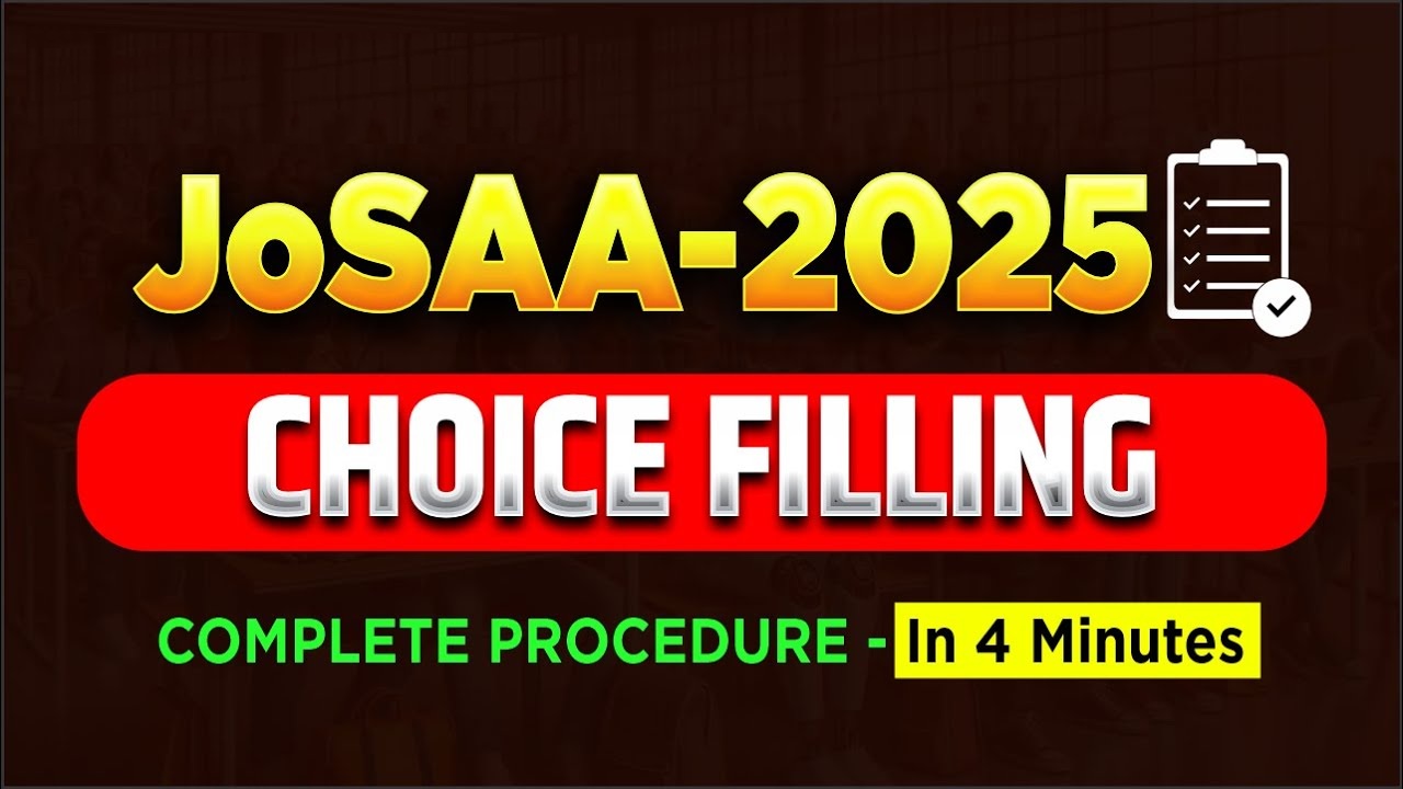 JoSAA 2025 Mock Seat Allotment Guide: Master Round 1 & Beyond