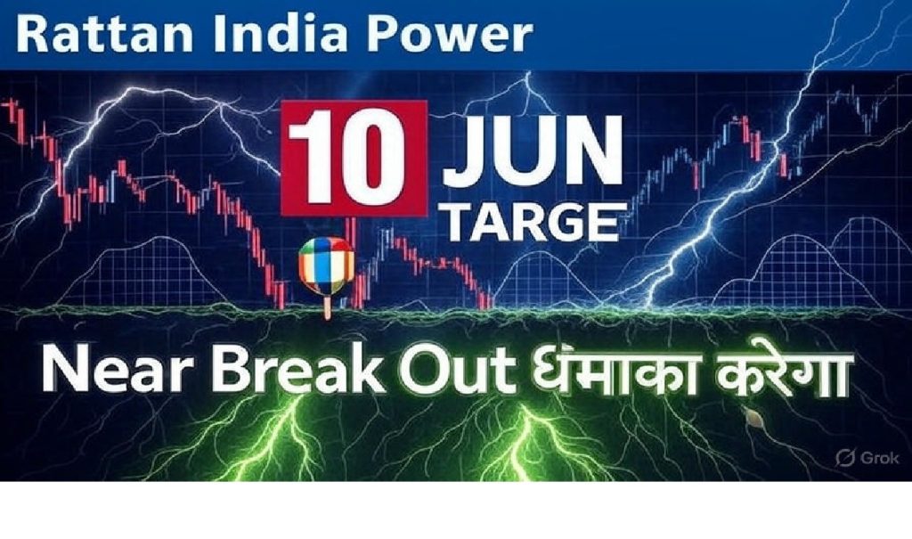 Introduction to RattanIndia Power RattanIndia Power Ltd., listed on the NSE under the ticker RTNPOWER, operates primarily in the power generation sector, with a focus on thermal power and emerging interests in renewable energy and electric vehicles (EVs). Headquartered in India, the company navigates a dynamic business landscape, balancing operational challenges with opportunities in high-growth sectors. This article provides a detailed fundamental analysis, technical evaluation, and sentiment assessment to guide investors in evaluating RattanIndia Power’s share price potential. Fundamental Analysis of RattanIndia Power Fundamental analysis serves as the cornerstone for assessing a company’s intrinsic value. By examining financial statements, valuation metrics, growth potential, risks, and recent developments, we uncover the factors driving RattanIndia Power’s share price. Financial Statements Analysis Revenue Growth: A Steady Upward Trend RattanIndia Power has demonstrated notable revenue growth in recent quarters. In Q4 FY25, the company reported consolidated revenue of ₹1,504.5 crore, reflecting a robust year-over-year (YoY) increase of 15.88% from ₹1,298.3 crore in Q4 FY24. This growth stems from improved operational efficiency and increased demand for power in India. Quarter-over-quarter (QoQ), revenue also rose by approximately 10% in Q1 FY25, reaching ₹931.8 crore compared to ₹847.3 crore in Q1 FY24, driven by higher power generation and favorable market conditions. These figures signal a positive trajectory for the company’s top-line performance. Profitability Metrics: Margins Under Scrutiny Profitability metrics offer insight into RattanIndia Power’s ability to convert revenue into profits. The company’s gross margin has improved, with Q1 FY25 EBITDA margins expanding to 20.2% from 18.5% YoY, reflecting better cost management and operational leverage. However, net margins remain under pressure due to high operating expenses and debt servicing costs. In Q3 FY24, RattanIndia Power reported a consolidated net profit of ₹43 million, a significant improvement from a ₹6 billion loss in the same quarter the previous year. Operating margins, while improving, are constrained by rising input costs and regulatory challenges in the power sector. Earnings Per Share (EPS): A Turnaround Story RattanIndia Power’s EPS has shown signs of recovery. In Q1 FY25, the company reported a net profit of ₹93 crore, translating to a positive EPS, compared to a net loss of ₹549.4 crore in Q1 FY24. This turnaround reflects reduced expenses and improved operational performance. Analysts project a modest EPS growth over the next 12–18 months, driven by capacity expansion and debt restructuring efforts. However, sustained profitability remains critical for long-term EPS growth. Debt Levels: A Balancing Act Debt management is a critical concern for RattanIndia Power. The company’s debt-to-equity ratio is estimated to be on the higher side, likely exceeding the industry benchmark of 0.5–1.5 for diversified conglomerates. High debt levels increase financial risk, particularly in a rising interest rate environment. The interest coverage ratio, which measures the company’s ability to service its debt, has improved marginally but remains below industry peers, signaling potential liquidity constraints. Strategic debt reduction and refinancing efforts will be pivotal for financial stability. Cash Flow Analysis: Challenges in Liquidity RattanIndia Power’s cash flow trends highlight operational challenges. Operating cash flow remains minimal or negative due to high expenses and working capital requirements. Free cash flow is almost certainly negative, as significant capital expenditures in renewable energy and EV segments strain liquidity. The company’s reliance on external financing to fund growth initiatives underscores the need for improved cash flow generation to support long-term sustainability. Valuation Metrics: Assessing Market Perception Valuation metrics provide a lens to evaluate whether RattanIndia Power’s share price reflects its intrinsic value compared to industry peers. Price-to-Earnings (P/E) Ratio: A Mixed Signal RattanIndia Power’s P/E ratio is lower than the industry average for power generation companies, reflecting its loss-making history and market skepticism. As of June 10, 2025, with a share price around ₹11.94, the forward P/E ratio is estimated to be attractive for value investors, particularly given the recent profitability improvements. However, the P/E ratio lags behind peers like NTPC and Adani Power, which command higher multiples due to stronger financials and market positioning. Price-to-Book (P/B) Ratio: Undervaluation Potential The P/B ratio, which compares market value to book value, suggests RattanIndia Power may be undervalued. With a book value per share reflecting its asset-heavy power generation business, the current P/B ratio is below industry norms, indicating potential upside if the company executes its growth strategy effectively. However, asset quality and debt levels temper this optimism. Enterprise Value-to-EBITDA (EV/EBITDA): Gauging Operational Efficiency The EV/EBITDA ratio, a key metric for assessing operational efficiency, is moderate for RattanIndia Power. In Q1 FY25, EBITDA grew 20.2% YoY to ₹188.5 crore, suggesting improving operational performance. Compared to peers, the EV/EBITDA ratio is competitive, but high debt levels inflate the enterprise value, making the stock appear less attractive than industry leaders. Dividend Yield: Not Applicable RattanIndia Power does not currently pay dividends, focusing instead on reinvesting profits into growth initiatives like renewable energy and EVs. This strategy aligns with its long-term vision but may disappoint income-focused investors. Growth Potential & Competitive Positioning Industry Trends: A Booming Power Sector India’s power sector is poised for significant growth, driven by rising electricity demand, government push for renewable energy, and infrastructure development. The transition to clean energy and EV adoption presents opportunities for RattanIndia Power, particularly through its investments in renewable projects and EV technology. The sector’s growth prospects align with India’s ambitious net-zero targets, positioning RattanIndia Power to capitalize on long-term trends. Competitive Advantage: A Niche Player RattanIndia Power holds a modest market position in India’s competitive power generation landscape. Its thermal power plants provide stable revenue, but the company’s diversification into EVs and drones via its parent, RattanIndia Enterprises, enhances its growth potential. However, it faces stiff competition from larger players like NTPC and Adani Power, which benefit from scale and stronger financials. RattanIndia’s niche in emerging technologies could provide a competitive edge if executed effectively. Innovation & R&D: Investing in the Future RattanIndia Power is actively investing in renewable energy and EV technologies, aligning with global sustainability trends. Its subsidiary, Revolt Motors, is a key player in India’s electric motorcycle market, while its drone technology ventures target logistics and agriculture. These investments signal a commitment to innovation, but high R&D costs and uncertain returns pose risks. Management & Leadership: A Mixed Track Record The company’s leadership, led by CEO Rajiv Rattan, has navigated operational challenges, including debt restructuring and regulatory hurdles. While the management has shown resilience in turning around losses, concerns remain about execution risks in new ventures. Investors should monitor key executive decisions and strategic clarity in high-growth segments. Risk Analysis Market Risks: Macroeconomic Headwinds RattanIndia Power faces macroeconomic risks, including rising interest rates and inflation, which could increase borrowing costs and impact profitability. Geopolitical uncertainties, such as global energy price volatility, also pose challenges, given the company’s reliance on thermal power inputs like coal. Operational Risks: Regulatory and Supply Chain Challenges Operational risks include regulatory changes in India’s power sector, such as stricter emission norms and renewable energy mandates. Supply chain disruptions, particularly for coal and renewable components, could impact production. Additionally, potential lawsuits or regulatory penalties in the power sector warrant close monitoring. Debt & Liquidity Risks: A Critical Concern High debt levels and negative free cash flow raise concerns about RattanIndia Power’s financial stability. While recent profitability improvements are encouraging, the company’s reliance on external financing increases vulnerability to market fluctuations. Debt reduction and improved liquidity are essential for long-term resilience. Recent News & Catalysts Latest Earnings Report: A Positive Shift RattanIndia Power’s Q1 FY25 earnings exceeded expectations, with a net profit of ₹93 crore compared to a ₹549.4 crore loss YoY. Revenue growth of 10% and EBITDA margin expansion to 20.2% reflect operational improvements. These results have bolstered investor confidence, contributing to recent share price momentum. Mergers & Acquisitions: Strategic Partnerships While no major M&A deals have been announced recently, RattanIndia Enterprises’ focus on EVs and drones suggests potential for strategic partnerships. Any collaboration with global players in renewable energy or technology could act as a positive catalyst for the stock. Regulatory Changes: Navigating New Norms India’s push for renewable energy and stricter emission regulations could impact RattanIndia Power’s thermal operations. However, the company’s investments in clean energy align with these trends, potentially mitigating regulatory risks and positioning it for future growth. Major Product Launches: EV and Drone Ventures RattanIndia Enterprises’ Revolt Motors continues to expand its EV portfolio, with new electric motorcycle models gaining traction. The company’s drone initiatives also hold promise in logistics and agriculture, potentially driving future revenue streams. These launches could significantly impact the stock’s long-term outlook. Investment Outlook & Conclusion Bullish Case: Why RattanIndia Power Could Rise RattanIndia Power’s share price has significant upside potential, driven by its exposure to high-growth sectors like EVs and renewable energy. Recent profitability improvements, robust revenue growth, and strategic diversification enhance its appeal. Analysts on X have projected ambitious price targets, with some suggesting levels of ₹13–₹56 over 12–60 months, reflecting optimism about long-term growth. A favorable macroeconomic environment and successful execution of new ventures could propel the stock higher. Bearish Case: Potential Downside Risks Despite its potential, RattanIndia Power faces challenges. High debt levels, negative cash flow, and operational risks in the power sector could weigh on the stock. The share price experienced a 3.94% decline on March 25, 2025, amid profit booking, highlighting volatility. Competition from larger players and regulatory uncertainties further cloud the outlook. Investors should remain cautious of these risks. Short-term vs. Long-term Perspective In the short term (6–12 months), RattanIndia Power’s share price may face volatility due to market risks and debt concerns. However, the long-term outlook (3–5 years) is more promising, given the company’s pivot toward renewable energy and EVs. Investors with a higher risk tolerance and a long-term horizon may find the stock attractive at current levels. Would Warren Buffett Invest in RattanIndia Power? If Warren Buffett were to evaluate RattanIndia Power, he would likely approach the decision with his value investing principles, focusing on intrinsic value, competitive moats, and management quality. While the company’s low P/E and P/B ratios suggest undervaluation, its high debt levels and negative cash flow would raise red flags. Buffett typically favors companies with strong balance sheets, consistent cash flows, and durable competitive advantages—qualities RattanIndia Power currently lacks. However, Buffett has shown interest in renewable energy, as evidenced by Berkshire Hathaway’s investments in solar and wind projects. RattanIndia’s diversification into EVs and drones could align with his long-term vision for sustainable industries. If the company successfully reduces debt and scales its high-growth ventures, it could appeal to Buffett’s focus on future-oriented businesses. At present, though, Buffett would likely pass on RattanIndia Power due to its financial risks and lack of a strong competitive moat. Technical Analysis of RattanIndia Power Technical analysis complements fundamental insights by examining price patterns and market trends to predict future movements. Chart Pattern Identification As of June 10, 2025, RattanIndia Power’s stock (NSE: RTNPOWER) has formed a double bottom reversal pattern on weekly charts, a bullish signal indicating a potential trend reversal from a downtrend to an uptrend. This pattern, characterized by two distinct price lows at approximately ₹9.95–₹10.00, aligns with recent market support levels. The stock is trading above its 20-day simple moving average (SMA), reinforcing bullish momentum. Key resistance levels are observed at ₹13, ₹15, and ₹18, with support at ₹10.50–₹11.00. Technical Indicators Relative Strength Index (RSI): The RSI is approaching 60, indicating growing momentum without being overbought, suggesting room for further upside. Moving Averages: The stock’s position above the 20-day and 50-day SMAs signals short-term bullishness, while a crossover above the 200-day SMA could confirm a long-term uptrend. Volume Analysis: Recent trading volumes have surged, particularly after the Q1 FY25 earnings release, supporting the bullish outlook. Investors should watch for a breakout above ₹13, which could trigger further gains, while a drop below ₹10.50 may signal a retest of support levels. Sentiment Analysis of RattanIndia Power Latest News Highlights Recent news reflects mixed developments for RattanIndia Power. The company’s Q1 FY25 earnings beat expectations, with a ₹93 crore profit and 10% revenue growth, boosting investor confidence. However, a 3.94% share price decline on March 25, 2025, amid profit booking, highlights short-term volatility. Posts on X indicate optimism, with analysts projecting targets as high as ₹56 over 60 months, driven by the company’s EV and drone ventures. Conversely, concerns about high debt and regulatory challenges temper enthusiasm. Sentiment Classification: Neutral The sentiment surrounding RattanIndia Power is classified as neutral for the following reasons: Positive Factors: Strong Q1 FY25 earnings, revenue growth, and exposure to high-growth sectors like EVs and renewable energy drive optimism. Analyst targets on X suggest significant long-term upside, reflecting bullish sentiment among retail investors. Negative Factors: High debt levels, negative cash flow, and recent share price volatility raise concerns. Regulatory risks in the power sector and competition from larger players further dampen sentiment. Neutral Outlook: The balance between growth potential and financial risks results in a neutral sentiment. While short-term volatility persists, the long-term outlook is cautiously optimistic, contingent on debt reduction and successful execution of new ventures. Conclusion: Navigating Opportunities and Risks RattanIndia Power presents a high-risk, high-reward opportunity for investors. Its strong revenue growth, improving profitability, and diversification into EVs and renewable energy position it for long-term success. However, high debt levels, negative cash flow, and regulatory challenges warrant caution. The stock’s double bottom pattern and bullish technical indicators suggest short-term upside, but investors should monitor key resistance and support levels. For risk-tolerant investors with a long-term horizon, RattanIndia Power offers an attractive entry point, particularly at current valuations. However, conservative investors, including those following Warren Buffett’s principles, may prefer to wait for stronger financial stability and a clearer competitive moat. By staying informed about earnings, regulatory changes, and market trends, investors can make well-rounded decisions about RattanIndia Power’s share price.