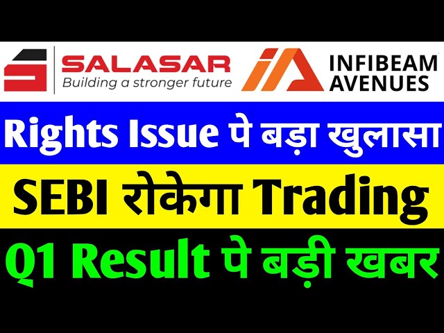 The Power of Rights Issues in Salasar Techno and Infibeam Shares
