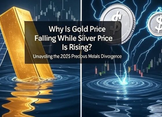 The precious metals market is a fascinating arena where gold and silver often take center stage, each reacting differently to economic shifts, market trends, and global events. Recently, a curious divergence has emerged: gold prices are declining, while silver prices are on an upward trajectory. This article delves into the reasons behind this phenomenon, explores the gold-to-silver ratio, and provides actionable insights for investors considering these metals in 2025. By understanding the forces at play, you can make informed decisions to optimize your investment portfolio. Understanding the Current Market Trends for Gold and Silver The precious metals market has been a rollercoaster in recent times, with gold and silver exhibiting contrasting behaviors. While gold has been consolidating or declining, silver has surged, capturing the attention of investors. This divergence prompts the question: why are these two metals, often considered close cousins, moving in opposite directions? Gold’s Decline: A Closer Look Gold, traditionally viewed as a safe-haven asset, has experienced a downward trend recently. Several factors contribute to this: Strengthening Dollar Index: A stronger U.S. dollar typically exerts downward pressure on gold prices. As of June 2025, the dollar index hovers around 97, signaling relative strength. Since gold is priced in dollars, a robust dollar makes gold more expensive for foreign investors, reducing demand and pushing prices lower. Cooling Bond Yields: U.S. Treasury yields have moderated to around 3.3%, down from higher levels. Lower yields generally support gold prices, but the current cooling hasn’t been sufficient to offset other bearish factors, leading to gold’s stagnation. Market Consolidation: After a significant rally in prior years, gold is in a consolidation phase. Technical analysis shows gold trading within a defined range, with recent price action indicating a lack of strong bullish momentum. This consolidation often precedes a breakout, but for now, gold remains subdued. Geopolitical Stability: Recent de-escalation in geopolitical tensions, such as the cooling of Israel-Iran conflicts, has reduced the risk premium typically associated with gold. Investors are less inclined to flock to safe-haven assets when global stability appears more assured. Silver’s Surge: What’s Driving the Rally? Silver, often dubbed the “poor man’s gold,” has outperformed gold in recent months, with prices rising approximately 10% in the last month alone. Here’s why silver is shining: Industrial Demand: Unlike gold, which is primarily an investment and jewelry asset, silver has significant industrial applications. It’s used in electronics, solar panels, and medical devices, among others. The global push for renewable energy, particularly solar power, has boosted silver demand, as it’s a critical component in photovoltaic cells. Undervaluation Relative to Gold: The gold-to-silver ratio, a key metric comparing the price of gold to silver, recently hit 100, well above its historical range of 50–70. This suggests silver is undervalued compared to gold, prompting investors to shift focus to silver, driving its price higher. Market Momentum: Silver’s recent breakout above key resistance levels has attracted technical traders. The strong price action, coupled with positive market sentiment, has fueled a self-reinforcing rally. Investment Vehicles: Exchange-traded funds (ETFs) like the ICICI Prudential Silver ETF have seen increased interest. The ETF, which traded around 97–98 a month ago, now hovers near 108, reflecting robust investor demand. The Gold-to-Silver Ratio: A Key Indicator for Investors The gold-to-silver ratio is a critical tool for understanding the relative valuation of these metals. Historically, the ratio fluctuates between 50 and 70, indicating how many ounces of silver are needed to buy one ounce of gold. When the ratio exceeds this range, as it did recently at 100, it suggests silver is undervalued or gold is overvalued, creating opportunities for investors. Current Ratio Dynamics As of June 2025, the gold-to-silver ratio has pulled back to around 91, driven by silver’s 10% price increase while gold remains flat. This correction aligns with expectations that the ratio should revert to its historical mean of 50–70. For investors, this signals: Silver’s Upside Potential: Silver’s rally may continue as the ratio normalizes, potentially offering higher returns than gold in the near term. Gold’s Correction Phase: Gold’s high valuation relative to silver suggests it may face further downward pressure or remain stagnant until the ratio adjusts. Strategic Implications Investors can leverage the gold-to-silver ratio to optimize their portfolios: Silver Investments: Given silver’s undervaluation, allocating funds to silver ETFs or physical silver could yield significant returns. For instance, the ICICI Prudential Silver ETF offers a convenient way to gain exposure. Timing Gold Purchases: Those eyeing gold investments might consider waiting for the ratio to drop closer to 50–70, signaling a more favorable entry point. Global Economic Factors Influencing Gold and Silver Prices The divergence in gold and silver prices isn’t occurring in a vacuum. Several macroeconomic and geopolitical factors are shaping the precious metals market in 2025. U.S. Federal Reserve Policies The Federal Reserve’s stance on interest rates significantly impacts precious metals. Recent statements from the Fed indicate a cautious approach to rate cuts, awaiting clearer signs of inflation stabilization. This uncertainty has kept gold prices in check, as higher interest rates typically reduce the appeal of non-yielding assets like gold. Conversely, silver’s industrial demand cushions it from some of these pressures. Geopolitical Developments Geopolitical events, such as U.S. warnings to Iran regarding nuclear activities and NATO’s decision to increase defense spending from 2% to 5% of GDP, have ripple effects. While reduced geopolitical risk dampens gold’s appeal, the increased defense spending in Europe has boosted related stocks, indirectly supporting industrial metals like silver. Crude Oil and Dollar Dynamics Crude oil prices have fallen from a risk premium of around $80 per barrel to $68–67, reflecting reduced geopolitical tensions. A weaker crude oil market supports equity markets, including those tied to silver’s industrial applications. Additionally, the dollar index’s stability at 97 is more favorable for silver than gold, as silver’s industrial demand outweighs currency-related pressures. Investment Opportunities in Silver: Why Now? Silver’s recent performance and undervaluation make it an attractive investment. Here’s how you can capitalize on this trend: Silver ETFs Silver ETFs offer a convenient and liquid way to invest in silver without the complexities of physical storage. The ICICI Prudential Silver ETF, for example, has risen from 97–98 to 108 in a month, reflecting strong investor interest. Other options include global ETFs like the iShares Silver Trust (SLV). Physical Silver For those preferring tangible assets, physical silver in the form of coins or bars is a viable option. Ensure purchases from reputable dealers to avoid counterfeits, and consider storage costs when investing. Silver Mining Stocks Investing in silver mining companies can amplify returns due to leverage. Companies like First Majestic Silver or Pan American Silver benefit from rising silver prices, though they carry higher risks due to operational factors. Risks to Consider in Precious Metals Investing While silver presents compelling opportunities, investors must weigh the risks: Market Volatility: Precious metals are subject to sharp price swings driven by macroeconomic shifts or speculative trading. Geopolitical Uncertainty: Overnight developments, such as U.S. policy changes under President Trump or renewed Middle East tensions, could disrupt markets. Short-Term Speculation: Avoid investing short-term funds in volatile assets like silver. Reserve such investments for long-term horizons (7–10 years) to weather market fluctuations. Broader Market Context: Indian Equities and Global Trends The Indian equity market provides context for precious metals’ performance. The Sensex recently gained 1,000 points to close at 83,756, while the Nifty rose 304 points to 25,549. The Bank Nifty hit an all-time high, closing at 57,207. However, mid-cap and small-cap stocks have lagged, remaining 4–5% below their peaks. Technical Breakout in Indian Markets The Indian market has broken out of a consolidation phase, with the Nifty sustaining above key resistance levels at 25,300. Technical indicators suggest potential for further gains, with the next resistance at 25,800. However, foreign institutional investors (FIIs) have been net sellers, and high short positions (77% as of recent data) indicate possible short covering, which could propel markets higher. Sectoral Shifts The market’s cyclical nature means large-cap, mid-cap, and small-cap stocks often take turns leading rallies. Currently, large-cap stocks, particularly in banking, are driving gains, while mid and small caps await their moment. Investors should diversify across sectors to capture these shifts. Practical Investment Strategies for 2025 Given the current market dynamics, here are actionable strategies for investors: Long-Term Precious Metals Investments Silver Focus: Allocate a portion of your portfolio to silver via ETFs or physical assets, given its undervaluation and industrial demand. Gold Timing: Monitor the gold-to-silver ratio and consider gold investments when it approaches 50–70 for better value. Equity Market Approach Diversify Across Caps: Balance investments between large-cap, mid-cap, and small-cap stocks to capture cyclical gains. Sector Focus: Explore sectors like banking (given Bank Nifty’s strength) and defense, which may benefit from NATO’s increased spending. Fixed-Income Alternatives For short-term needs, avoid volatile assets like stocks or precious metals. Instead, consider fixed deposits (FDs) with small finance banks offering high interest rates (up to 8.6% for general investors and 9.1% for seniors). Use apps like Stable Money to compare FD rates and invest securely with RBI-regulated banks. Case Study: Jio’s Impact on Indian Markets An interesting parallel to the precious metals discussion is the transformative impact of Reliance Jio on India’s digital landscape. Launched in 2016 with a $25 billion investment, Jio disrupted the telecom sector by offering free data and calls, growing its valuation to $100 billion by 2025. Mukesh Ambani, in an interview with McKinsey, highlighted Jio’s risk as a calculated move to digitize India, even if it meant potential losses. This case underscores the value of long-term vision in investments, whether in equities or precious metals like silver. Health Insurance and Regulatory Updates In a related development, the Insurance Regulatory and Development Authority (IRDA) has cracked down on health insurance companies like Star Health, ManipalCigna, and Tata AIG for delays in claim settlements and regulatory non-compliance. Investors in these companies should monitor developments, as penalties and stricter norms could impact profitability. Conversely, policyholders may benefit from improved claim processing and transparency.