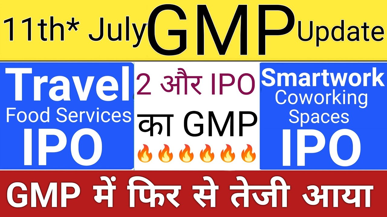 IPO GMP Insights into Smartwork Coworking Spaces and Travel Food Services IPOs