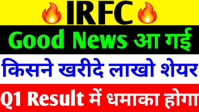 IRFC Share Price News, Financial Performance, and Investment Opportunities