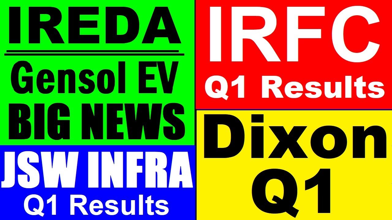 Q1 Financial Results 2025: Analyzing the Performance of JSW Infrastructure, Dixon Technologies, IRFC, and IREDA