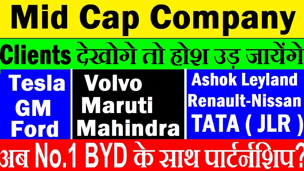 Tesla, TATA JLR, and Others Reveal About Market Trends of Mid Cap Companies