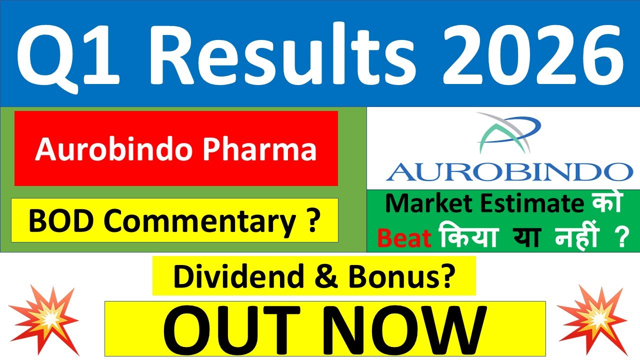 Aurobindo Pharma Q1 FY26 Results and Revenue Growth, Profit Challenges, and Dividend Announcement
