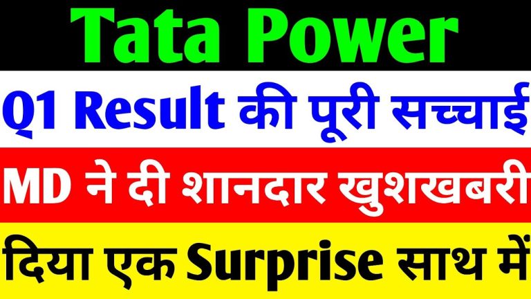 Tata Power Q1 Results 2025: Unpacking Financial Performance and Future Growth Strategies Tata Power Company Limited, a leading player in India’s energy sector, has released its Q1 results for the fiscal year 2025, showcasing a robust financial performance and a clear roadmap for sustainable growth. This article dives deep into the company’s latest earnings, analyzes key financial metrics, and explores its strategic vision, particularly in the renewable energy space. With a focus on clean energy and operational efficiency, Tata Power is positioning itself as a powerhouse in India’s evolving energy landscape. Let’s break down the numbers, management insights, and future plans to understand why Tata Power remains a compelling investment opportunity. Overview of Tata Power’s Q1 2025 Financial Performance Tata Power’s Q1 results for 2025 reflect a solid start to the fiscal year, with significant improvements in revenue, profit, and operational margins. The company reported a consolidated net profit of ₹1,262 crore, marking a 6% year-on-year (YoY) increase compared to ₹1,189 crore in Q1 2024. Revenue also saw a healthy uptick, rising 4.6% YoY to ₹18,350 crore from ₹17,294 crore in the same quarter last year. Additionally, EBITDA grew by an impressive 17.2%, reaching ₹4,139 crore, up from ₹3,587 crore in Q1 2024, with EBITDA margins expanding to 23% from 20.5% a year ago. These figures highlight Tata Power’s ability to drive growth across its core business segments while maintaining operational efficiency. The company’s focus on both traditional and renewable energy sources has allowed it to capitalize on India’s growing energy demand while aligning with global sustainability trends. Key Financial Highlights Net Profit: ₹1,262 crore, up 6% YoY. Revenue: ₹18,350 crore, a 4.6% increase from ₹17,294 crore in Q1 2024. EBITDA: ₹4,139 crore, reflecting a 17.2% YoY growth. EBITDA Margin: Improved to 23% from 20.5% in the previous year. Operating Profit: ₹3,565 crore, a significant jump from ₹362 crore in Q1 2024. Earnings Per Share (EPS): Rose to ₹3.32, compared to ₹3.04 in Q1 2024. These metrics underscore Tata Power’s strong operational performance and its ability to generate consistent growth, even in a challenging market environment. Breaking Down the Numbers: A Year-on-Year and Quarter-on-Quarter Analysis To fully appreciate Tata Power’s Q1 2025 performance, let’s compare the results with previous quarters and years to identify trends and growth drivers. Revenue Growth Tata Power’s revenue for Q1 2025 stood at ₹18,350 crore, a 4.6% increase from ₹17,294 crore in Q1 2024. On a quarter-on-quarter (QoQ) basis, revenue grew from ₹17,960 crore in Q4 2024, reflecting steady business expansion. When compared to Q1 2023, where revenue was ₹15,230 crore, the company has achieved a remarkable year-over-year growth trajectory, driven by increased power generation and distribution activities. Profitability Metrics The company’s net profit of ₹1,262 crore in Q1 2025 represents a 6% YoY increase from ₹1,189 crore in Q1 2024. However, on a QoQ basis, net profit saw a slight decline from ₹1,360 crore in Q4 2024, primarily due to a reduction in other income. In Q4 2024, other income contributed ₹861 crore, while in Q1 2025, it dropped to ₹494 crore. Despite this, the core business performance remained strong, with profit before tax rising to ₹1,690 crore, up from ₹1,490 crore in Q1 2024 and ₹1,476 crore in Q1 2023. Operating Efficiency Tata Power’s operating profit for Q1 2025 was ₹3,565 crore, a significant improvement from ₹368 crore in Q4 2024 and ₹362 crore in Q1 2024. The operating profit margin (OPM) also improved, reaching 20% in Q1 2025, compared to 18% in both Q4 2024 and Q1 2024. This margin expansion reflects the company’s focus on cost optimization and operational excellence. Expenses and Cost Management Total expenses for Q1 2025 were ₹14,470 crore, up from ₹14,280 crore in Q4 2024 and ₹14,232 crore in Q1 2024. This increase aligns with the company’s business expansion, as higher sales volumes naturally lead to elevated operational costs. Compared to ₹13,500 crore in Q1 2023, expenses have risen in line with revenue growth, indicating disciplined cost management. Strategic Focus on Renewable Energy Tata Power has made significant strides in transitioning toward renewable energy, aligning with global and national goals for sustainability. The company’s renewable energy portfolio is a key driver of its long-term growth strategy, with a clear emphasis on clean and green energy solutions. Renewable Energy Portfolio As of Q1 2025, Tata Power’s total power generation capacity stands at 26.03 gigawatts (GW), with 17.2 GW derived from clean and green energy sources. This includes 10.2 GW of projects under construction, showcasing the company’s aggressive expansion in renewables. The remaining 8.9 GW comes from thermal energy, but the company is steadily shifting its focus toward sustainable energy sources. Solar Energy: 4.6 GW of operational capacity. Wind Energy: 1 GW of operational capacity. Under Construction: 10.2 GW of clean energy projects. The company’s renewable energy initiatives are supported by a robust pipeline of projects, including 2.8 GW of pump hydro storage projects under a memorandum of understanding (MoU) and 5,571 public electric vehicle (EV) charging stations established across 620 cities and towns. Transmission and Distribution Tata Power has laid 4,659 circuit kilometers of transmission lines, with an additional 244 circuit kilometers under construction. In the distribution segment, the company serves 12.9 million customers, reinforcing its position as a leading power distributor in India. The company has also applied for a distribution license in Maharashtra to expand its reach, aligning with its goal of serving 40 million customers by 2030. New-Age Energy Solutions Tata Power is at the forefront of innovative energy solutions, with a 4.9 GW integrated solar cell and module manufacturing capacity. The company’s focus on EV infrastructure, pump hydro storage, and other clean energy technologies positions it as a leader in India’s energy transition. Management Insights and Future Outlook Tata Power’s CEO and Managing Director, Praveer Sinha, highlighted the company’s strong performance across all business verticals in Q1 2025. He emphasized the company’s commitment to innovation and efficiency in its clean energy portfolio, which has outperformed expectations. Sinha also outlined key strategic initiatives for the fiscal year 2026, including: Capital Expenditure: Tata Power plans to invest ₹26,000 crore in FY 2026, with ₹3,700 crore already spent in Q1. This investment will support the commissioning of 652 MW of projects, including 94 MW of owned projects and 560 MW of third-party EPC projects. Coal-Based Power Plant: The company is in discussions with five states—Gujarat, Maharashtra, Rajasthan, Punjab, and Haryana—for a 4,000 MW coal-based ultra-mega power plant, with an agreement expected by August 2025. Sustainability Goals: Tata Power aims to achieve net-zero emissions by 2045 and water neutrality by 2030, reinforcing its commitment to environmental stewardship. These initiatives reflect Tata Power’s forward-thinking approach to balancing growth, profitability, and sustainability. Stock Performance and Market Context Despite the strong financial results, Tata Power’s stock closed at ₹389 on the last trading day of the quarter, reflecting a 2.01% decline and trading below the ₹400 mark. This dip is attributed to broader market pressures, which have impacted several stocks in recent weeks. However, the stock’s current price is seen as a potential buying opportunity, given the company’s robust fundamentals and growth prospects. Investment Considerations Tata Power’s stock performance should be evaluated in the context of its long-term growth potential. The company’s focus on renewable energy, operational efficiency, and strategic investments positions it well for future success. However, investors should conduct thorough research and consult with financial advisors before making investment decisions, as market volatility and external factors can influence short-term performance. Why Tata Power Stands Out in the Energy Sector Tata Power’s Q1 2025 results demonstrate its ability to deliver consistent growth while navigating a dynamic energy landscape. Here are some key reasons why the company stands out: Diversified Portfolio: By balancing renewable and thermal energy, Tata Power mitigates risks associated with market fluctuations. Sustainability Leadership: The company’s commitment to net-zero emissions and water neutrality aligns with global sustainability goals. Innovative Solutions: Investments in EV charging, pump hydro storage, and solar manufacturing position Tata Power as a pioneer in new-age energy solutions. Strong Financials: Consistent revenue and profit growth, coupled with improved margins, reflect operational excellence. Challenges and Opportunities While Tata Power’s performance is impressive, there are challenges to consider: Decline in Other Income: The drop in other income from ₹861 crore in Q4 2024 to ₹494 crore in Q1 2025 highlights the importance of core business performance. Market Volatility: External market pressures have impacted stock performance, requiring investors to adopt a long-term perspective. Capital-Intensive Projects: The company’s ambitious ₹26,000 crore investment plan for FY 2026 will require careful execution to deliver expected returns. On the opportunity side, Tata Power’s focus on renewable energy and infrastructure development aligns with India’s push for clean energy and electrification. The company’s expansion in EV charging and distribution services positions it to capitalize on emerging trends in the energy sector. Conclusion Tata Power’s Q1 2025 results paint a picture of a company on the rise, with strong financial performance, a clear strategic vision, and a commitment to sustainability. The company’s focus on renewable energy, operational efficiency, and innovative solutions makes it a standout player in India’s energy sector. While short-term market pressures may impact stock performance, Tata Power’s long-term growth prospects remain compelling. Investors looking for exposure to India’s clean energy transition should keep a close eye on Tata Power, but as always, thorough research and professional advice are essential before making investment decisions. For more details on Tata Power’s Q1 2025 results, including audio-visual presentations, visit the company’s official website. Stay tuned for updates as Tata Power continues to shape the future of energy in India and beyond.