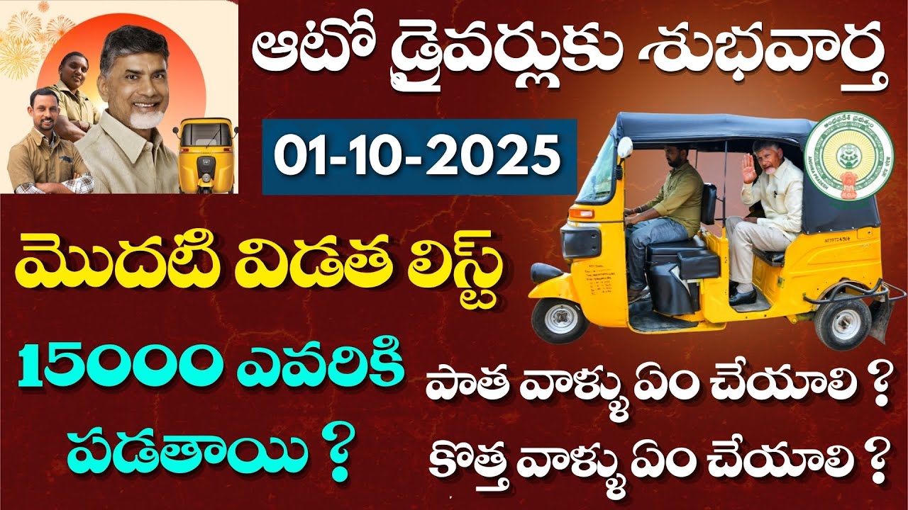 15000 to Auto and Cab Drivers in AP Eligibility and Application Process