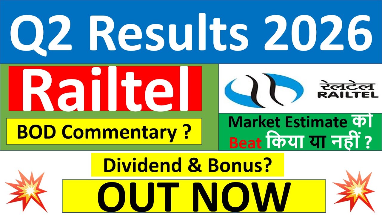RailTel Q2 FY26 Results, Share Price News, Dividend & Analysis