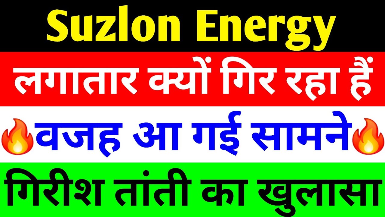 Suzlon Energy Share Price News, Reasons, and Future Outlook for Investors