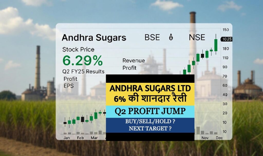 Andhra Sugars Share Price Soars: Q2 Results Ignite 6.29% Rally – Latest News, Analysis, and Future Targets In the volatile world of Indian stock markets, few stories capture investor attention like a sudden surge in an under-the-radar stock. Andhra Sugars Limited (ASUGAR)
