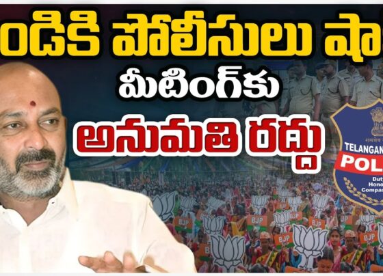 Hyderabad's bustling Borabanda neighborhood, a storm of political drama unfolded on a tense Thursday. Central Minister Bandi Sanjay Kumar, a fiery voice for the Bharatiya Janata Party (BJP) in Telangana, planned a high-stakes public meeting to rally supporters ahead of crucial elections. But just hours before the event, local police revoked the permission
