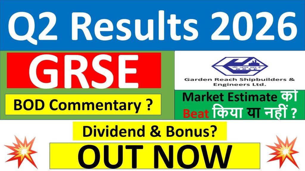 GRSE Q2 FY26 Results: Surging Revenues, Stellar Profits, and Dividend Delight – Latest Share News and Investment Insights