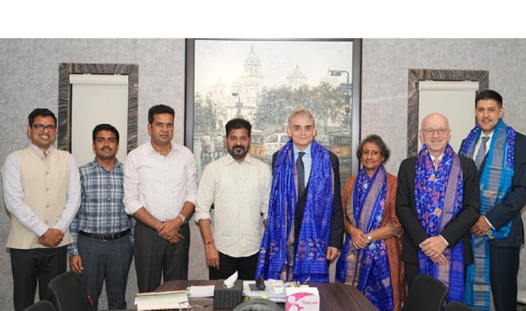 German Consul General Michael Hasper Engages with Telangana Chief Minister Revanth Reddy: Pioneering Indo-German Collaboration and IT Job Boom in Hyderabad In a landmark encounter that underscores the burgeoning alliance between India and Germany, German Consul General Michael Hasper led a high-profile delegation to Hyderabad, where he held fruitful discussions with Telangana Chief Minister A. Revanth Reddy. This pivotal meeting, held in the heart of India's thriving tech metropolis, spotlights Deutsche Börse's bold move to establish its Global Capability Center (GCC) in the city. As global businesses eye Hyderabad's dynamic ecosystem, this development promises to inject fresh momentum into the region's economy, creating thousands of high-skilled jobs and fostering innovation across borders. With Telangana positioning itself as a magnet for international investments, the dialogue between these leaders not only celebrates immediate wins but also charts a course for enduring partnerships in IT, pharmaceuticals, and automotive sectors.