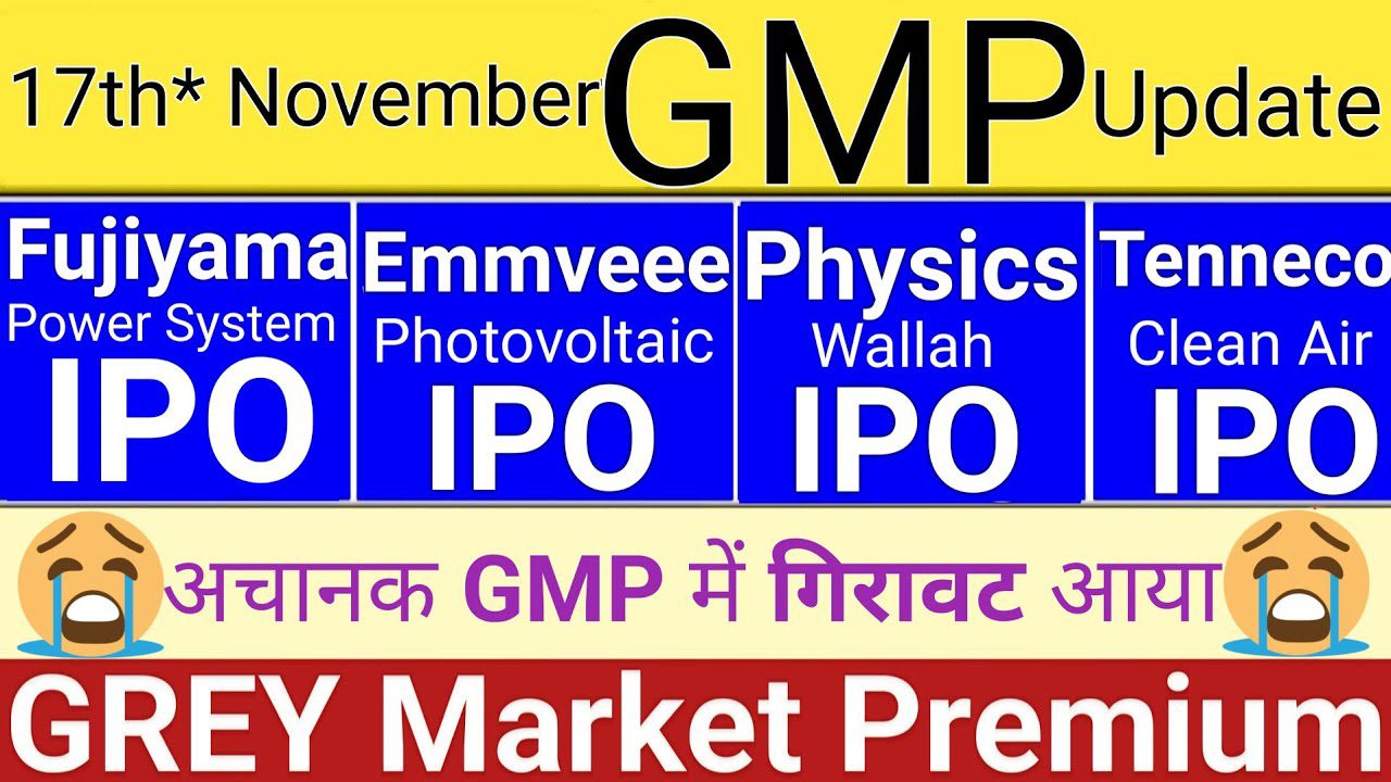 IPO GMP Today Capillary Technologies, Fujiyama Power Systems Latest Updates