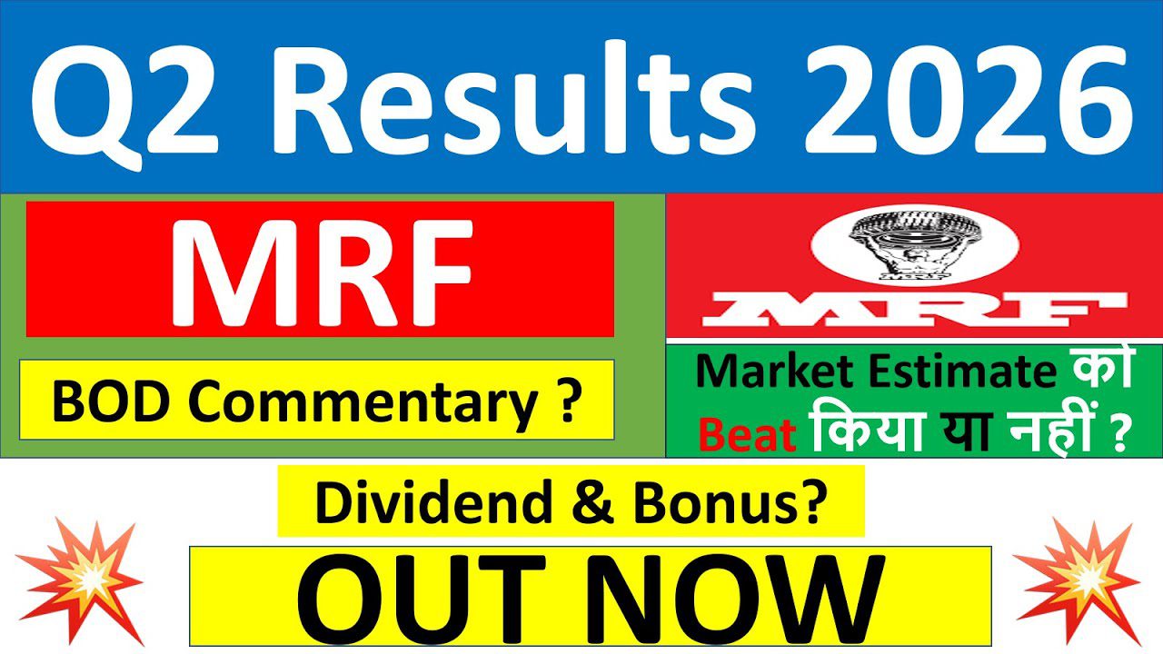 MRF Q2 Results 2026: Revenue Growth, Profit and ₹3 Dividend