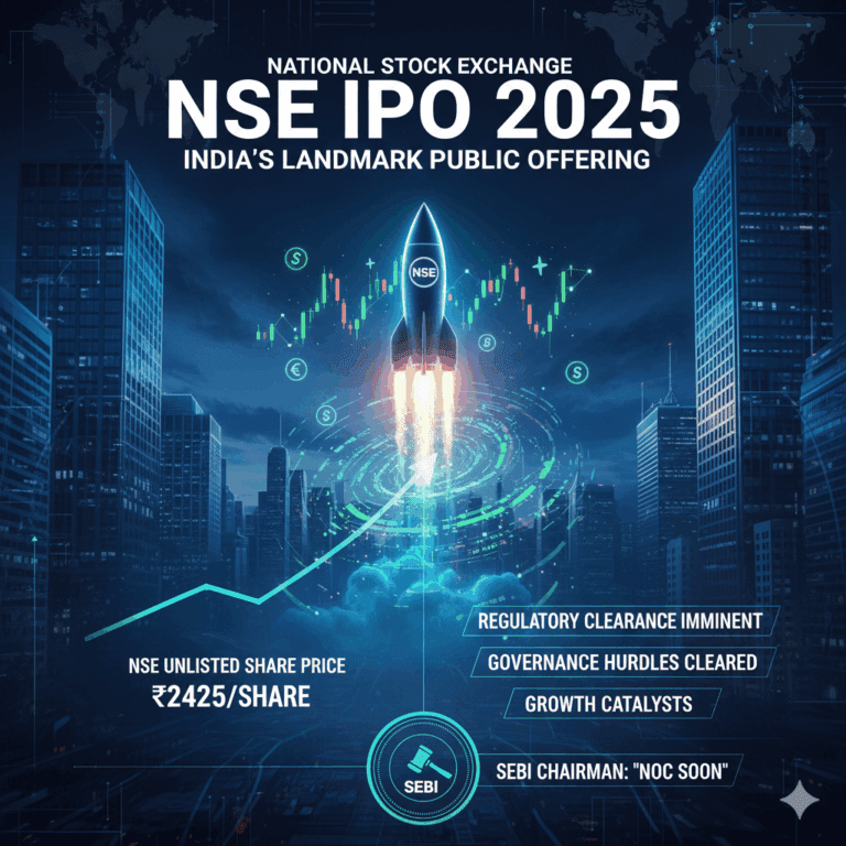 NSE IPO 2025: SEBI Chairman's Latest Updates on Approval, Timeline, and Unlisted Shares Investment Guide Investors across India eagerly await the National Stock Exchange (NSE) IPO in 2025, a landmark event that promises to reshape the capital markets landscape. As SEBI Chairman Tuhin Kanta Pandey hints at imminent clearance, the buzz around NSE's public debut intensifies. This comprehensive guide explores the latest regulatory nods, NSE unlisted shares price trends, and strategic investment opportunities in unlisted NSE shares. With NSE's dominant market position and robust growth trajectory, understanding the NSE IPO timeline and regulatory hurdles becomes essential for savvy investors seeking high-ROI pre-IPO plays. Understanding the NSE IPO Hype: Why 2025 Marks a Turning Point The NSE stands as India's powerhouse stock exchange, commanding over 90% of cash equity trading and 75-80% of the derivatives segment. Founded in 1992, it revolutionized trading with electronic platforms, low latency systems, and innovative products like Nifty indices. Yet, despite its pivotal role in fueling India's economic boom—handling trillions in daily volumes—NSE remains unlisted, teasing investors with whispers of an IPO since 2016.
