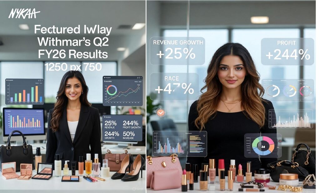 Nykaa Share Price after Q2 FY26 Results, Profit Explodes 244 percent and Analysis
