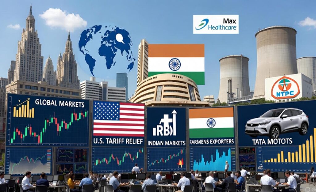 Daily Stock Market Update: November 17, 2025 - Tariff Relief Boosts Indian Exports, Low WPI & CPI Inflation Signals Rate Cuts, Tata Motors Q2 Results, Max Healthcare Surge, and NTPC's Nuclear Ambitions In the fast-paced world of global finance, November 17, 2025, kicks off with a mix of optimism and caution. Investors worldwide tune into key developments shaping markets, from U.S. tariff adjustments that could open doors for Indian exporters to cooling inflation numbers in India hinting at potential RBI rate cuts. As stock markets in India and abroad navigate AI-driven pressures and energy shifts, companies like Tata Motors and Max Healthcare deliver standout quarterly results. This comprehensive stock market news roundup dives deep into the day's headlines, offering actionable insights for retail investors. Whether you're tracking Nifty 50 movements or eyeing long-term plays in renewable energy, stay ahead with our expert analysis on U.S.-India trade dynamics, wholesale price index (WPI) trends, consumer price index (CPI) updates, and beyond.