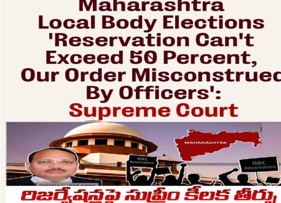 The Supreme Court of India delivered a strong rebuke to Maharashtra authorities on November 17, 2025, asserting that total reservations in upcoming local body elections must strictly adhere to the constitutional 50% ceiling. Justices Surya Kant and Joymalya Bagchi clarified that their previous orders were misinterpreted, emphasizing that no provision allows reservations for SC, ST, and OBC categories combined to surpass this limit. With nominations underway and polls looming, the bench warned that any breach could derail the entire election process.