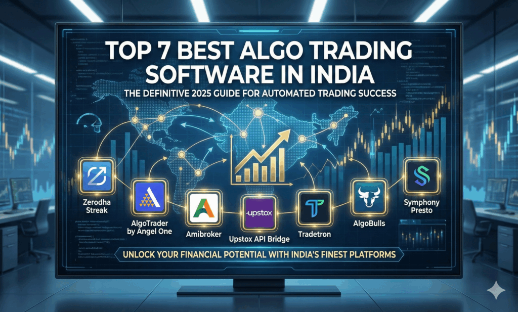 Top 7 Best Algo Trading Software in India: The Definitive 2025 GEO & SEO Guide for Automated Trading Success Unlock your financial potential with India's finest algorithmic trading platforms. This comprehensive expert guide delves deep into the top 7 best algo trading software in India for 2025, delivering granular insights to help retail investors, market enthusiasts, and professional traders make informed decisions. Discover cutting-edge Indian algo trading apps, essential platform features, compliance guidelines, fee structures, and strategies to optimize your automated trading journey with confidence and profitability. Table of Contents Introduction: The Algo Trading Revolution in India What Is Algo Trading? Understanding the Automated Advantage Key Criteria for Ranking India’s Best Algo Trading Software Regulation & Compliance Technology & Infrastructure Connectivity & Broker Support Strategy Development Tools Backtesting Capabilities Pricing & Fees User Experience & Support Top 7 Best Algo Trading Software in India Zerodha Streak AlgoTrader by Angel One Amibroker with Indian Broker API Upstox API Bridge Tradetron AlgoBulls Symphony Presto Detailed Comparison Table: Algo Trading Platforms India 2025 Essential Legal & Compliance Overview for Indian Retail Traders Frequently Asked Questions on Automated Trading in India Final Thoughts: Choosing the Right Algorithmic Trading Platform