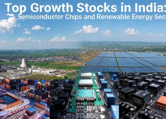 Top Growth Stocks in India: Semiconductor Chips and Renewable Energy Sectors