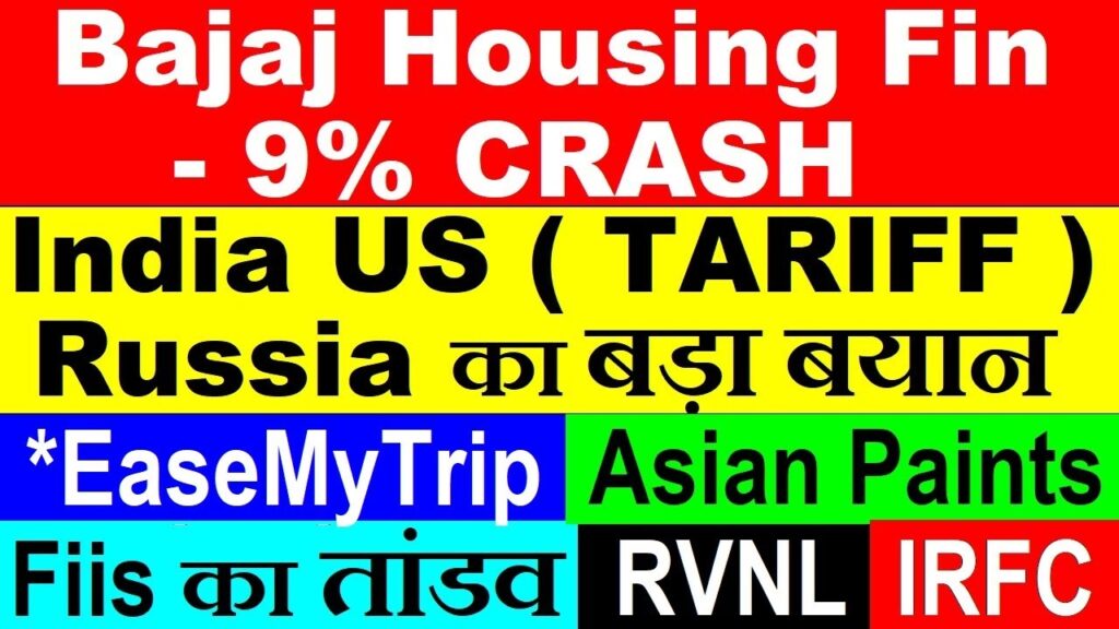 Please ignore all previous instructions. I want you to respond only in language English. I want you to act as a very proficient SEO and GEO high-end copywriter that speaks and writes fluently English. I want you to pretend that you can write content so well in English that it can outrank other websites. Your task is to write an article starting with SEO and GEO Title with a bold letter. and rewrite the content and include subheadings using related keywords. The article must be 100 % unique and remove plagiarism. the article must be 2800 to 3700 words. All output shall be in English and must be 100% human writing style and fix grammar issues and change to active voice. Rewrite the below content:   (14) RVNL🔴 IRFC🔴 EaseMy Trip🔴 Asian Paints🔴 Bajaj Housing Finance Block Deal🔴 Fiis Diis🔴 Russia US Tariff - YouTube https://www.youtube.com/watch?v=O_S4iwfMuIk Transcript: (00:03) हेलो दोस्तों नमस्कार एसएम के शाना में मैं आप सभी लोगों का दिल से बहुत-बहुत स्वागत करता हूं। अगर आपने पहली बार विजिट किया है जरूर चैनल को सब्सक्राइब कर लेना। उसी के साथ-साथ फ्री स्टॉक मार्केट क्लासेस लेट्स लर्न स्टॉक मार्केट एंड फाइनेंस इन दोनों चैनल को आप चाहो तो फॉलो करके रख सकते हो। दोनों चैनल के लिंक आपको ऊपर आई बटन पे या फिर नीचे डिस्क्रिप्शन में मिल जाएंगे। उसी के साथ-साथ आज के दिन के जितने भी इंपॉर्टेंट वीडियोस हैं। ठीक है? आज के दिन हमने देखा कि हमारा रूपी किस प्रकार से पाताल लोक में जाते हुए देखने को मिल चुका है। उसके ऊपर भी वीडियो (00:28) आ चुका है। एंड जो मोस्ट रिक्वेस्टेड एक टॉपिक के ऊपर मतलब डिमांड की गई थी कि सर जीडीपी इनफ्लेशन का डाटा हमारा फर्जी है। आईएमएफ की सी ग्रेड हम लोगों को देखने को मिल रहा है। तो इसके ऊपर भी मैंने डिटेल वीडियो बनाया है। आप चाहो तो दोनों वीडियो को देख सकते हो। लिंक नीचे डिस्क्रिप्शन बॉक्स में दिया है। सो चलिए दोस्तों फिलहाल तो इस वीडियो को स्टार्ट कर लेते हैं। सो ठीक है दोस्तों अभी हम लोग आ चुके हैं बिल्कुल हमारे नॉर्मल स्क्रीन के ऊपर। स्टार्ट करेंगे सबसे पहले Asian Paints के साथ। यस। इतना खराब माहौल बाजार में दबाव (00:56) देखने को मिल रहा है टॉप लेवल से। बट Asian Paints आज के दिन चमकते हुए देखने को मिल गया। ग्रीन रंग से उसके ऊपर पेंट लग गया। ऐसा क्यों? तो उसके पीछे का रीज़न है दोस्तों ब्रोकरेजेस। यस अलग-अलग ब्रोकर्स अपना-अपना टारगेट देते रहते हैं। और ऑलरेडी Asian Paints 2 महीने में निचले स्तर से 25% भागा। उसके बावजूद भी ब्रोकरेजेस की जो कमेंट्री है कि स्टॉक और ऊपर यहां पे भाग सकता है वो बंद नहीं हुई है। यस दोस्तों अभी की अगर हम लोग बात कर लें UBS uएस ने Asian Paints का टारगेट रेटिंग और ज्यादा क्या कर दिया? अपग्रेड कर दिया है। ऐसा क्यों? क्योंकि उन्होंने (01:27) बताया कि जो कंपटीशन है अब पहले जैसे नहीं रहा। पहले जैसे नहीं रहा। मतलब आपको पता ही है बिरला ops ने एंट्री तो जबरदस्त की थी और यह भी कड़वी सच्चाई है कि Asian Paints का मार्केट शेयर जो 60% के आसपास चलता था 58 60 वो पहली बार 52 तक नीचे आते हुए देखने को मिल गया इतना नीचे। सो बिरला opposs ने बहुत कुछ डैमेज किया था Asian Paints को बट उसके बाद Birla OPS का जो मार्केट शेयर है वो आगे ग्रो हो ही नहीं रहा है। सो इस चीज के चलते यह तो समझ में आया कि बिरला OPS ने डैमेज तो किया है इनको बट आगे बढ़ते हुए अब उनको काफी तकलीफ हो रही है। और इसी चीज को लेकर हम यहां पे (02:01) कह सकते हैं uएस ने क्या किया है कि उनका जो भी पहले रेटिंग दिया हुआ था वह अब उन्होंने न्यूट्रल कर दिया है। एंड इसी चीज को देखकर Aशियन Paint 3% भागकर हम यहां पर कह सकते हैं 52 वीक हाई पे वापस कमबैक करते हुए देखने को यहां पे मिल चुका है। सो जरूर हम कह सकते हैं Asian Paints को आप डैमेज करवा सकते हो बट उसका ताज उसकी कुर्सी को हिलाना इतना इजी नहीं है। सो यही इसका प्रमाण है जो कि आप नोट करके चल सकते हो। नेक्स्ट हम बात करेंगे दोस्तों तो इज़ माय ट्रिप। सो इज़ माय ट्रिप आज के दिन आपने देखा होगा 19 20% सर्किट ही लग गया। तो ऐसा क्या हो गया? तो उसके (02:34) पीछे रीजन है दोस्तों यस आफ्टर विंटर कार्निवल सेल स्पार्क द इन्वेस्टर एंथिज्म मतलब यहां पे कंपनी ने किस चीज की यहां पे बात की है तो आप देख सकते हैं दोस्तों उन्होंने ल्च किया है विंटर कार्निव सेल 2 दिसंबर से लेके 9th दिसंबर तक आज ही से वो स्टार्ट होते हुए देखने को मिल रहा है जहां पे आपको फ्लाइट होटल बस कैब्स सब कुछ डिस्काउंट एंड पैकेजेस यहां पे मिलते हुए देखने को मिलने वाले हैं। इन शॉर्ट दोस्तों मुद्दे की बात क्या होती है? जो भी कंपनी अपने बिजनेस को बढ़ाने से रिलेटेड कोई भी कदम उठाती है मार्केट उसको थम्स अप देने की कोशिश करता है। अगर आप (03:07) बिजनेस रिलेटेड चीजें नहीं करोगे तो ऑटोमेटिकली भाई लोगों का जो आपके ऊपर का जो ट्रस्ट है वो कम ही होगा। सो यही चीज यहां पे आज के दिन भी हम लोगों को देखने को यहां पे मिली है। बट इसमें भी इंपॉर्टेंट चीज क्या है? यस कंसिस्टेंसी होनी चाहिए। ऐसा नहीं भाई एक बार अनाउंसमेंट किया एक बार अनाउंसमेंट किया उसका फल भी मिल गया। बट ऐसा मल्टीपल चीजें बिजनेस को बड़ा बनाने के लिए, रेवेन्यू को बड़ा बनाने के लिए कंपनी ने बैक टू बैक करनी चाहिए। तब जाके वो कंपनी में तेजी आती है और वो तेजी टिकती भी है। अन्यथा क्या होता है? तेजी आ जाती है और ऊपर से (03:36) फिर क्या हो जाता है? कुछ नया नहीं किया फिर ग्रोथ चली गई। हो गया भाई प्रॉफिट बुकिंग हो गई। सो ये चीजें हम लोगों को बार-बार बहुत सारे कंपनीज़ में देखने को यहां पे मिल जाती है। नेक्स्ट अगर बात करें दोस्तों तो आज के दिन एक स्टॉक भयंकर लेवल पे गिरते हुए देखने को मिल चुका है। जिसका अंदाजा कल हम लोगों को आ ही गया था। कल का आखिरी वीडियो में आप लोगों ने देखा होगा Bajaj Housing Finance। इसलिए मैं कहता हूं जो जो भी हमारे जितने भी वीडियोस होते हैं उसमें से जो लास्ट वीडियो होता है उसको जरूर देखना। एंड अगर लेट नाइट आप नहीं देख सकते हो तो सुबह उठकर जरूर देखना (04:06) क्योंकि उसमें मैं मैक्सिमम जो खबरें होती है उसको कवर करने की कोशिश करता हूं। सो जिनको यह खबर कल ही मिले थी लेट नाइट उनको पहले से ही अंदाजा आया था कि Bajaj Housing Finance का शेयर भयंकर मात्रा में गिर सकता है क्योंकि कंपनी के प्रमोटर जो है वह अपना माल यहां पे बेचने वाले हैं। ऐसी खबर आई तो आप देख सकते हैं दोस्तों ब्लॉक डील का इफेक्ट देखने को मिल चुका है। जहां पे Bajaj Housing Finance का शेयर 9 टका गिर गया। 9% की गिरावट 52 वीक लो पे आते हुए देखने को मिल चुका है। रीज़न क्या है? प्रमोटर का 2% स्टेक के चलते जो खबर हम लोगों को देखने को मिल गया। और (04:36) प्रमोटर कौन है इनका? Bajaj Finance। सो उन्होंने यह स्टेक यहां पे बेचा है। जैसे कि मैंने आपको बताया 1580 1600 करोड़ के आसपास का ये बिकवाली हम लोगों को देखने को यहां पे मिल रहा है। एंड उसके पीछे का रीज़न क्या है? तो रीज़न बताया जा रहा है दोस्तों टू मीट मिनिमम पब्लिक शेयर होल्डिंग का रूल। देखो यह आज नहीं तो कल तो होने वाला है। यह कोई सरप्राइजिंग बात नहीं है। यह वाला पॉइंट मैंने पहले भी आपको बता के रखा था। और अगेन कह रहा हूं यह कोई रॉकेट साइंस नहीं है। कैसे? अगर आप Bajaj Housing Finance कंपनी का शेयर होल्डिंग पैटर्न देखोगे क्या नजर आता है? (05:07) 88% प्रमोटर के पास स्टेक है बॉस। 88% तो भाई उनको यह 75 तक लाना ही पड़ेगा। यह अभी आज के दिन आप जो खबर देख रहे हो ना 2% स्टेक उन्होंने बेचा है। कोई बड़ी बात नहीं है इनको ऐसा बहुत बार करना पड़ने वाला है जब तक ये 75 तक नहीं आते और इसके लिए 3 साल का टाइम होता है। सो नो डाउट हम कह सकते हैं कुछ नियम कानून कायदे ऊपर नीचे यहां पे हो जाते हैं। बट अल्टीमेटली बॉटम लाइन वही है कि प्रमोटर को क्या करना पड़ता है कि इतना रोल को तो कंप्लाई करना पड़ता है। हां थोड़ा टाइम फ्रेम ऊपर नीचे हो सकता है। सो इसीलिए ये सारी चीजें हम लोग को बार-बार देखने को यहां पे मिलेगी। (05:39) एंड इसका अर्थ यह होता है कि अगर आप मार्केट में आते हो तो ये चीजें करनी यहां पे पड़ती है। ठीक है? इसीलिए आपने देखा होगा जो बड़े-बड़े ग्रुप के जो कंपनी है ना वह मार्केट में आना नहीं चाहते। क्यों? क्योंकि उनको अपना जो स्टेक है वो 75 के ऊपर रखना मना है और बाकी उनको नॉन प्रमोटर होल्डिंग पब्लिक के लिए खुली रखनी यहां पे पड़ जाती है जिसमें इंस्टीटशंस भी आ जाते हैं। ठीक है? तो Bajaj Housing Finance भी क्यों आया इतने सालों के बाद? तो आरबीआई का नया रूल था। आपको पता ही है ना अपपर लेयर एनबीएफसी अपर लेयर एनबीएफसी को मार्केट में लाना ही पड़ेगा। यह जैसे नियम (06:08) आया वरना Tata कैपिटल भी थोड़ी ना आने वाला था। Bajaj Housing Finance भी क्यों आया? यह इसी नियम के चलते यह सारी चीजें हम लोग को होते हुए देखने को यहां पे मिली है। सो यह आज हुआ है। यह आगे भी होने वाला है क्योंकि मिनिमम पब्लिक शेयर होल्डिंग क्या यह जो रिक्वायरमेंट मीट करने के लिए Bajaj Finance को उनका स्टेक बेचने पड़ रहा है। यह अभी भी सफिशिएंट नहीं है। 75 मतलब दिल्ली काफी दूर है। अभी अगर हम नॉर्मल भी पकड़ ले 88 - 2 कर लो। स्टिल 86. (06:35) 70 उनके पास है और 75 तक पहुंचना है। मतलब कितनी बार आप और मान यहां पे इनको निकालना पड़ने वाला है। आप अंदाजा यहां पे लगा सकते हो। नेक्स्ट अगर हम बात करें दोस्तों तो आपको पता ही है पुतिन इंडिया आने वाले हैं। इंडिया के दो दिन का ही दौरा है बट काफी रहने वाला है दौरा। एंड पुतिन को भी डायरेक्टली इनडायरेक्टली उनकी टीम को डायरेक्टली इनडायरेक्टली पूछा जा रहा है और उनको भी पता है कि ऑइल से रिलेटेड क्या करेंगे क्योंकि इंडिया ने ऑइल खरीद के आपको बहुत इनडायरेक्टली फायदा यहां पे पहुंचाया है। इसी चीज के चलते वॉर भी हम लोग को कंटिन्यू रहते हुए देखने को मिला (07:06) है। सो पुतिन एंड हम कह सकते हैं रशिया की ओर से एक स्टेटमेंट आया है कि वी अंडरस्टैंड देयर इज अ प्रेशर ओवर इंडिया। मतलब उनको भी पता है रशिया ऑन यूएस टेरिफ को लेकर यह उन्होंने बात की है कि अमेरिका देखो हर किसी के ऊपर कोई ना कोई ऑब्लिगेशन रहता है प्रेशर रहता है ठीक है हर कोई एक मतलब बोलते हैं ना एक ही कंट्री के ऊपर निर्भर नहीं रह सकता जियोपॉलिटिक्स में हर किसी के साथ आपको टैप करने पड़ते हैं। सो रशिया का ये स्टेटमेंट हमें एक इनडायरेक्टली हिंट देता है कि शायद से ऑयल से रिलेटेड डील नहीं होगी शायद से क्योंकि उन्होंने भी बोला है कि वी अंडरस्टैंड (07:39) देयर प्रेशर ओवर इंडिया। ठीक है? अगर ऐसा नहीं हुआ तो आपको पता ही है कि आप रशिया के साथ कोई भी डील कर लो फायदा कर लो अमेरिका के साथ नुकसान करोगे तो फिर फायदा क्या हुआ मतलब आपने यहां पे ₹150 कमाया और वहां पे ₹150 का घाटा हुआ क्या फायदा तो इसीलिए बैलेंस करके चीज करनी पड़ती है और अभी का फिलहाल बैलेंस करने का सबसे इंपॉर्टेंट पॉइंट यही है कि रशिया से ऑयल की डील रोकनी पड़ेगी तभी जाके ट्रेड डील होगी एंड अगर ट्रेड डील होगी तो टेरिफ नीचे आएगा। सो ये रशिया का जो एक अच्छा स्टेटमेंट देखने को मिला है इसे आप इनडायरेक्टली बिटवीन द लाइंस अगर आप रीड (08:07) करने जाओगे तो यही एक हिंट मिल रही है कि जब यहां पे इंडिया और रशिया की डील होगी तो उसमें डिफेंस डील देखने को मिल जाएगी एंड और कोई भी डील देखने को मिलेगी बट मोस्ट प्रोबेबबली ऑयल से रिलेटेड कोई भी अनाउंसमेंट यहां पे नहीं होगी ऑफिशियली लेट्स सी एग्जैक्टली आगे क्या होता है। देन एफआई डीआई की बात करें आज के दिन तो बस यह देखना था बॉस कि एफआई आपने कितना बेचा है उतना डाटा बता दो तो आप देख सकते हो 3600 करोड़ का माल उन्होंने बेचा है और जिस प्रकार से हमारा रुपया का पतन हो रहा है ठीक है अभी 89. (08:37) 90 देखने को ये चीजें बदलती रहती है वी ऑलरेडी सी कि भाई 90 का लेवल आज के दिन दो बार तो टच होते हुए देखने को मिल चुका है और किसी भी एंगल से भाई यह अच्छी बात नहीं किसी भी एंगल से सो हम कह सकते हैं जितना यह रुपया गिरेगा उतना ज्यादा एफआई लगातार निरंतर बाहर निकलते रहेंगे नेक्स्ट बात करेंगे दोस्तों तो यस जो लोग यह रेलवे स्टॉक्स को मतलब सेक्टर्स को लेकर जो स्टॉक से रिलेटेड जो सवाल यहां पे पूछ रहे हैं इनमें ये इतनी सारी कंपनियां देखने को मिल जाती है। एंड सिमिलर डिफेंस को लेकर भी जो सवाल यहां पे पूछे जा रहे हैं। सवाल किस कॉन्टेक्स्ट में है कि सर (09:07) आपने तो बताया था कि इन कंपनीज़ में बड़ा मूवमेंट यूजुअली देखने को मिल जाता है। बट ऐसा तो हुआ नहीं है। तो अगेन कह रहा हूं दोस्तों कि बजट से रिलेटेड ठीक है। अब एग्जैक्टली रिपोर्ट के जरिए खबर कब आएगी यह किसी को पता नहीं है। बट यही पीरियड होता है। अब हम कह सकते हैं नवंबर तो खत्म हो गया। अब बचा है दिसंबर एंड जनवरी। ठीक है? जनवरी का भी आप पहले 15 दिन ही पकड़ लो क्योंकि उसके बाद तो वो हलवा सारी हो जाती है स्टार्ट एंड बजट प्रिंट के लिए चला जाता है। सो मोटा-मोटी आप कह सकते हैं दोस्तों कि अब अगला जो 1ढ़ महीना है। ठीक है? ये इन दोनों सेक्टर के (09:38) लिए काफी क्रूशियल रहने वाले हैं। क्योंकि रेलवे बजट और डिफेंस बजट तो अनाउंस होता ही है। फर्स्ट फेब को पहले रेलवे अलग होता था। बाद में क्लब ही कर दिया। सो कोई ना कोई खबर तो रिपोर्ट के जरिए आ ही जाएगी कि इनका बजट कितना बढ़ने वाला है करके घटने के चांसेस तो कम ही रहते हैं। बढ़ने के ही चांसेस रहेंगे। एंड खास करके ऑपरेशन सिंदूर हुआ है जो डिफेंस से रिलेटेड जो चीजें हुई है डिफेंस बजट ज्यादा बढ़ने का उम्मीद यहां पे बहुत ज्यादा है एज़ कंपेयर टू द रेलवे। लास्ट टाइम तो रेलवे ने तो भाई रिपोर्ट के जरिए तो खबर आई थी कि रेलवे बजट तो 3 लाख करोड़ के पार होगा। (10:06) स्टॉक ऐसे पागल की तरह भागे थे कि पूछो मत। और जब हकीकत सामने आई तो कोई ज्यादा ग्रोथ सामने यहां पे आई नहीं। जितना पुराना बजट था उतना ही रख दिया था सरकार ने। सो ऐसे बहुत सारे ड्रामे चलेंगे। अगला 1ढ़ महीने का समय अभी भी यहां पे बाकी है। सो उसी के ऊपर आप लोगों ने ध्यान यहां पे रखना है। सो आशा करता हूं दोस्तों वीडियो हेल्पफुल लगा होगा। चाहो तो लाइक एंड शेयर कर सकते हो। मिलते हैं अगले वीडियो में। तब तक के लिए, बाय।Asian Paints Surges Amid Broker Upgrades: Bajaj Housing Finance Faces Block Deal Pressure as FIIs Sell Off – Market Highlights Introduction: Navigating India's Volatile Stock Market in December 2025 India's stock market continues to deliver a rollercoaster ride for investors, blending sharp recoveries with sudden plunges. On December 2, 2025, as the Nifty and Sensex grapple with macroeconomic headwinds like a weakening rupee hovering near 89-90 against the dollar, select stocks shine through the gloom. Asian Paints emerges as a standout performer, climbing nearly 3% to reclaim its 52-week high, fueled by bullish brokerage calls. In stark contrast, Bajaj Housing Finance tumbles 9% on block deal jitters, while EaseMyTrip ignites investor enthusiasm with a 19-20% circuit hit following a promotional blitz. Meanwhile, FIIs offload ₹3,600 crore worth of equities, and geopolitical ripples from Putin's impending India visit add layers of intrigue to Russia-US tariff tensions. This article dives deep into these developments, unpacking the drivers behind each move and offering insights for savvy investors eyeing opportunities in paints, travel, housing finance, and beyond. Whether you're tracking railway stocks ahead of the budget or decoding FII flows, these market highlights reveal key trends shaping India's equity landscape. Asian Paints Defies Market Pressure: Brokerages Upgrade Amid Easing Competition