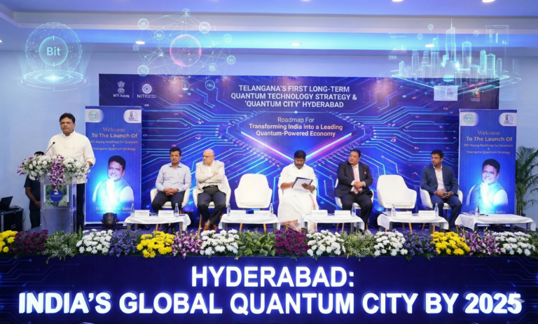 Telangana Launches India’s First Long-Term Quantum Technology Strategy: Hyderabad Set to Become Global ‘Quantum City’ in 2025 Telangana has just made history. On Thursday, the state government officially launched India’s first comprehensive, long-term quantum technology strategy while announcing bold plans to transform Hyderabad into a world-class “Quantum City.” With this ambitious roadmap, Telangana is positioning itself — and India — as a frontrunner in the global quantum revolution that experts predict will reshape computing, communication, cybersecurity, healthcare, and defense in the coming decades. Why Quantum Technology Will Define the 21st Century Quantum technology is not science fiction — it is the next seismic shift after electricity, transistors, and the internet. While classical computers process information in binary bits (0 or 1), quantum computers use qubits that can exist in multiple states simultaneously thanks to superposition and entanglement. The result? Machines that solve complex problems in seconds that would take today’s supercomputers billions of years. From cracking unbreakable encryption to accelerating drug discovery and optimizing massive logistics networks, quantum applications promise exponential leaps across industries. Recognizing this potential, the Telangana government has moved faster and farther than any other Indian state — or even most countries — by releasing a detailed, future-ready quantum strategy. Key Highlights of Telangana Quantum Strategy 2025–2035