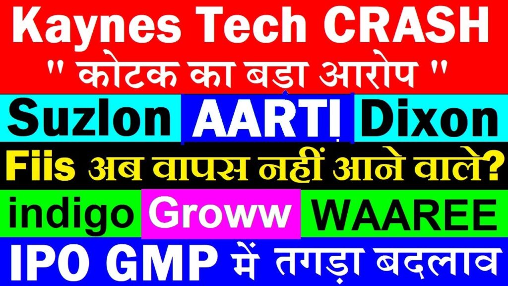 Indigo Airlines Stock Crash: Latest FII DII Data, Suzlon Energy GMP Surge, Dixon Technologies Analysis, Waaree Energies Penalty Update, Aarti Industries Slump, Groww SIP Growth Amid Market Volatility, Kaynes Technology Disclosure Concerns, and Today's Top IPO GMP Insights Navigating the Turbulent Skies: Indigo Airlines Faces Operational Headwinds and Stock Pressure Indian aviation giant Indigo Airlines continues to grapple with a series of setbacks that have cast a long shadow over its stock performance. Investors watch anxiously as flight cancellations pile up, drawing intense scrutiny from regulatory bodies like the Directorate General of Civil Aviation (DGCA). These disruptions stem from a mix of factors, including earlier GST compliance issues and now widespread operational glitches affecting hundreds of flights. The immediate fallout? A sharp 3% dip in Indigo's share price on the latest trading day, compounded by an 7-8% plunge over the past four sessions. What drives this relentless downward trajectory? Simple economics at play: every delayed or canceled flight translates to lost revenue, mounting daily losses, and eroded investor confidence. The DGCA has already issued preliminary orders for investigation, with deeper probes on the horizon. Until Indigo resolves these bottlenecks—whether through fleet maintenance overhauls or supply chain fixes—the bleeding won't stop. Analysts predict that the next quarterly earnings report will bear the brunt of these challenges, potentially slashing profit margins and prompting a reevaluation of the company's growth narrative.