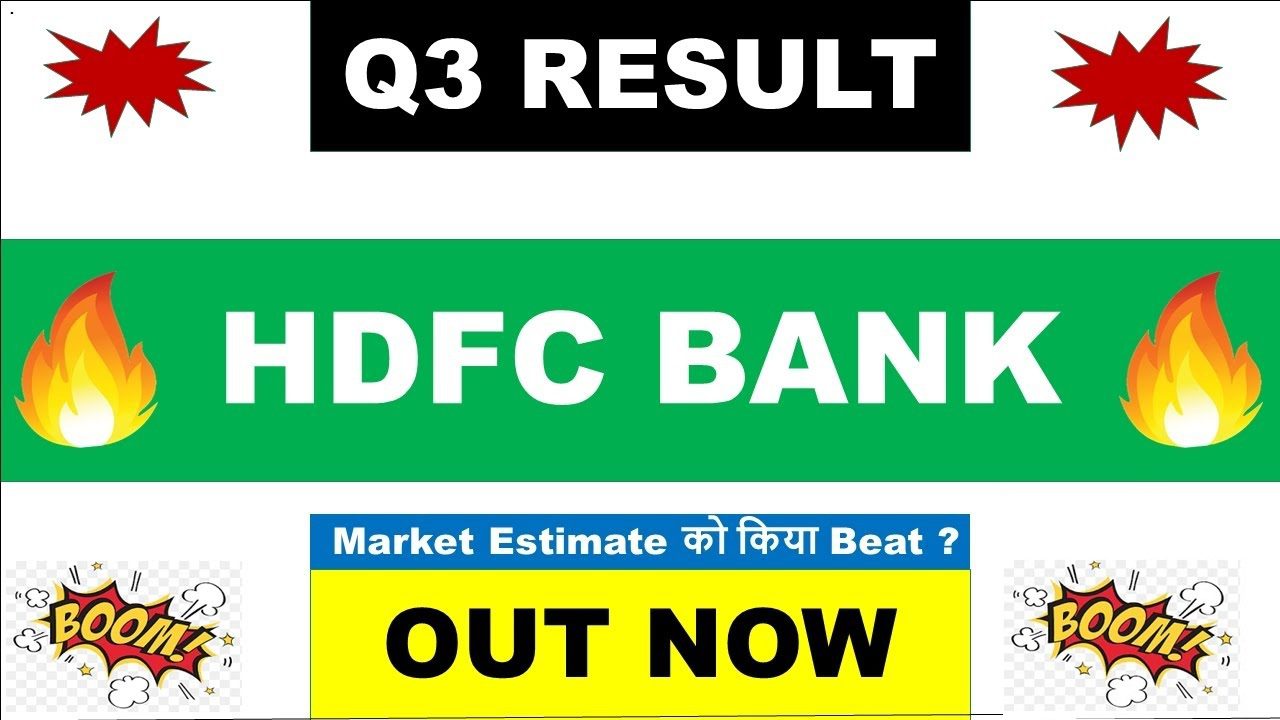 HDFC Bank Q3 Results, Net Profit, NII Growth, and Share Price