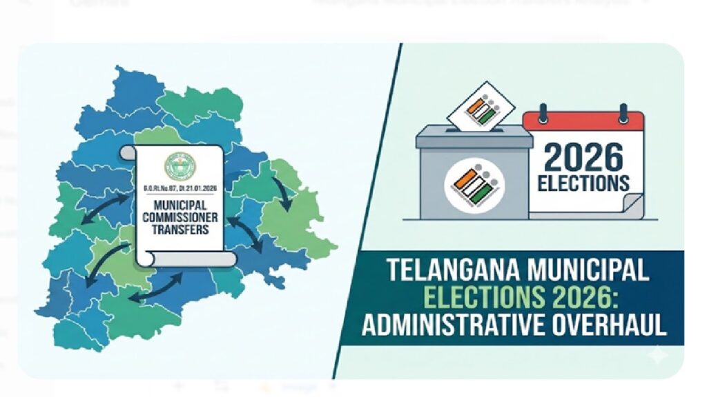Telangana Municipal Elections 2026: Complete Analysis of G.O.Rt.No.87 and Municipal Commissioner Transfers Introduction: A Major Administrative Overhaul Ahead of 2026 Elections In a decisive move to uphold the integrity of the democratic process, the Government of Telangana has initiated a widespread administrative reshuffle within its Municipal Administration Department. As the state prepares for the 2nd Ordinary Elections to Municipalities, the government has issued G.O.Rt.No.87, dated January 21, 2026. This significant order mandates the immediate transfer and posting of numerous Municipal Commissioners across the state. The directive, issued by Dr. T.K. Sreedevi, Secretary to the Government, serves a dual purpose: it addresses administrative requirements while strictly adhering to Election Commission guidelines regarding the neutrality of the election machinery. This article provides an in-depth, SEO-optimized breakdown of these transfers, analyzing the impact on local governance and listing the specific movements of officials as detailed in the official endorsement. The Strategic Necessity of Administrative Neutrality