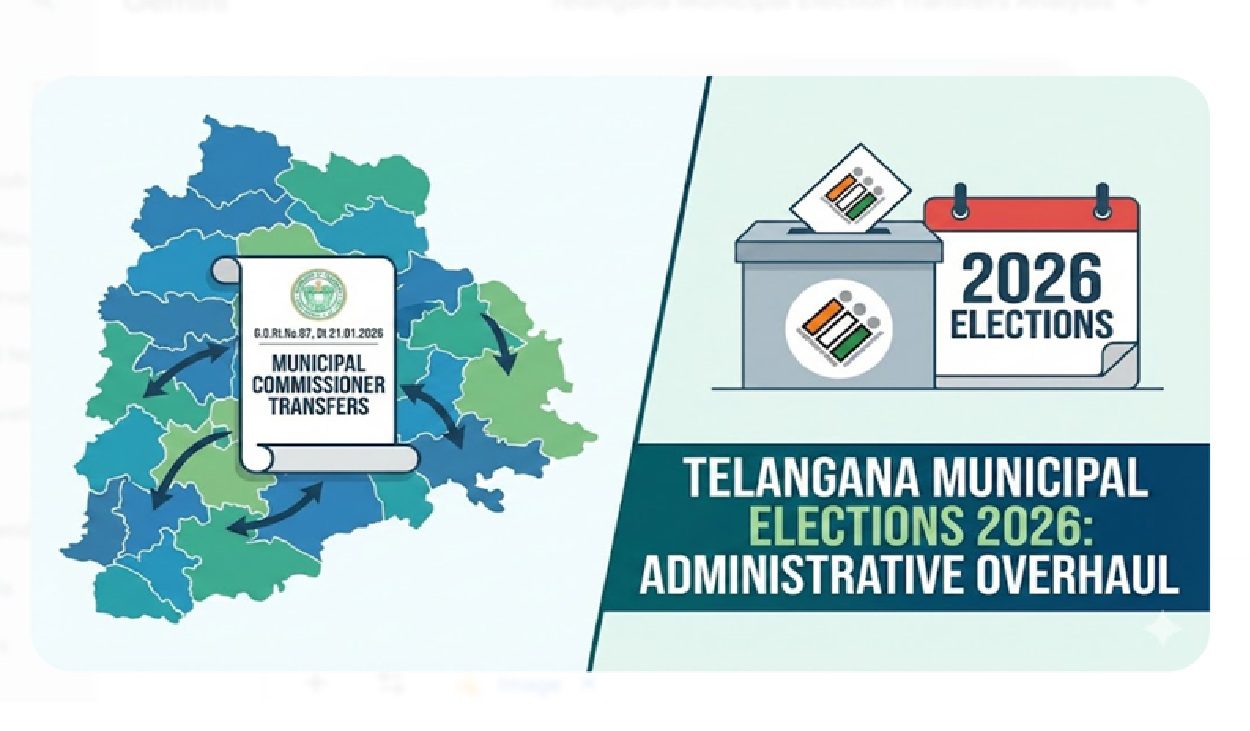 Transfer of Municipal Commissioners on Promotion in Telangana