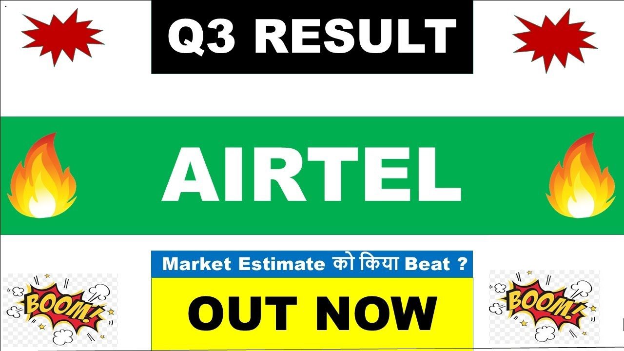 Bharti Airtel Q3 Results: Revenue 53,981 Crore with 20% YoY, Net Profit at 8,502