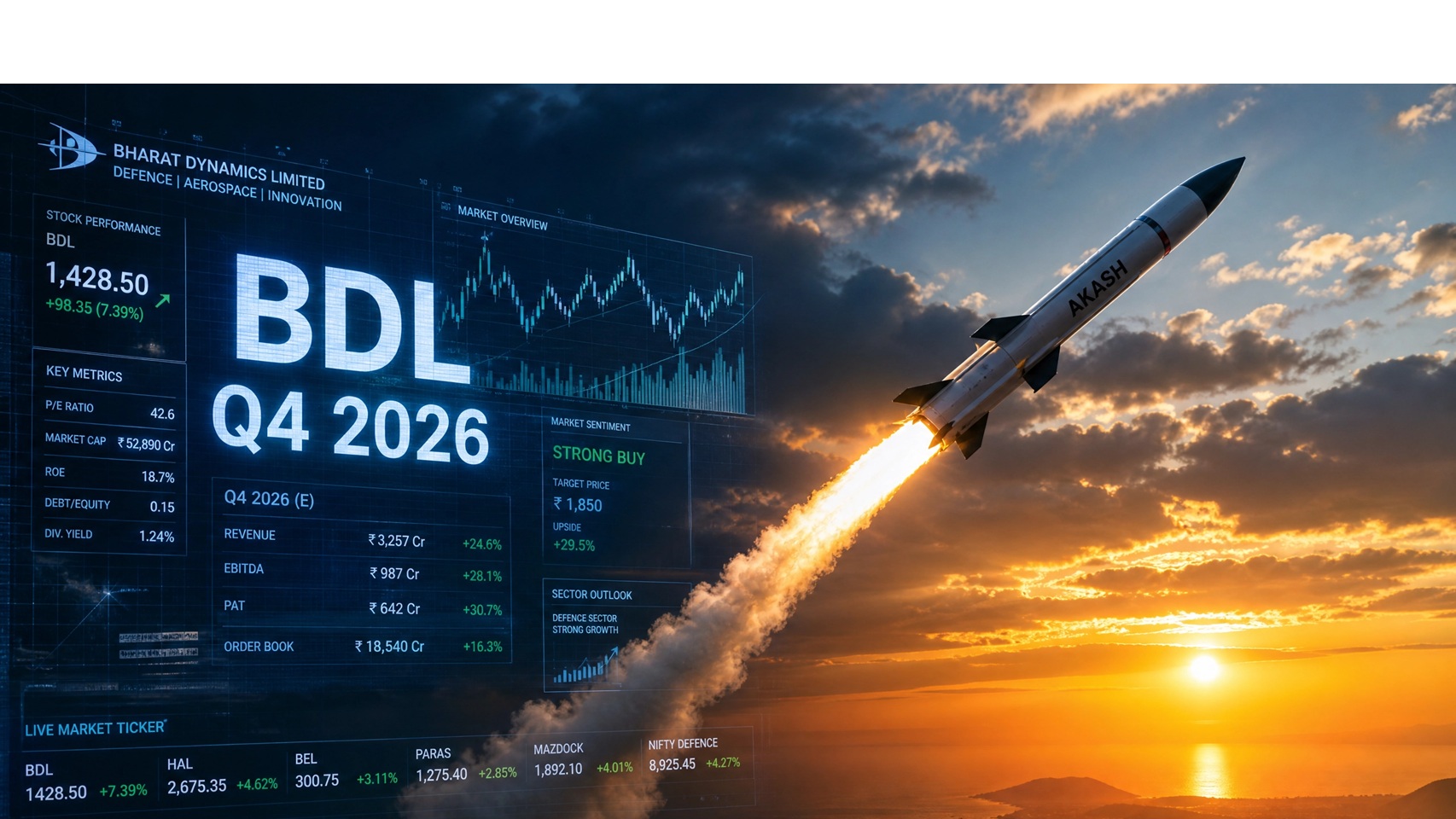 Bharat Dynamics BDL Q4 Results: Profit 59%, Yet Massive ₹26,000 Crore Order Book